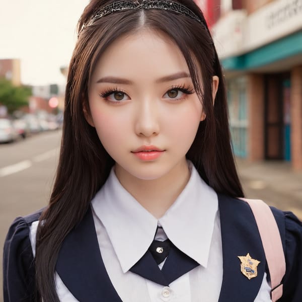 Tags: 21872187, SDXL
{"3": {"inputs": {"seed": 687701118216388, "steps": 32, "cfg": 6.65, "sampler_name": "dpmpp_2m", "scheduler": "karras", "denoise": 1.0, "model": ["27", 0], "positive": ["6", 0], "negative": ["7", 0], "latent_image": ["5", 0]}, "class_type": "KSampler"}, "4": {"inputs": {"ckpt_name": "juggernautxl.safetensors"}, "class_type": "CheckpointLoaderSimple"}, "5": {"inputs": {"width": 1024, "height": 1024, "batch_size": 1}, "class_type": "EmptyLatentImage"}, "6": {"inputs": {"text": "24 year old girl, (seductive pose:0.99), (double eyelids:0.95), (idol:0.96), (pale skin:1.00), (detailed face:0.95), (cute:1.10), (beautiful eyes:0.96), (sexy lips:1.10), (eyelashes:1.11), (seductive facial expression:1.09), (temptress:0.95), (blush:0.96), (in a seductive pose:0.96), (large perky breasts:1.03), (cleavage:0.98), (thigh gap:0.98), (school uniform:1.05), choker, busy street, (portra:1.00), (textured skin:1.00), (soft lighting:1.09), (RAW:1.06), (film:1.08), (detailed skin:1.01), (skin fuzz:1.03), (natural looking skin:1.02), (candid cinema:1.06)", "clip": ["27", 1]}, "class_type": "CLIPTextEncode"}, "7": {"inputs": {"text": "(watermark:1.12), (low resolution:1.11), (worst quality:1.08), (distorted:1.08), (bad hands:1.14), (twisted:1.10), (open mouth:1.12)", "clip": ["27", 1]}, "class_type": "CLIPTextEncode"}, "8": {"inputs": {"samples": ["3", 0], "vae": ["4", 2]}, "class_type": "VAEDecode"}, "25": {"inputs": {"lora_name": "nudify_xl.safetensors", "strength_model": 0.32, "strength_clip": 0.12, "model": ["4", 0], "clip": ["4", 1]}, "class_type": "LoraLoader"}, "26": {"inputs": {"lora_name": "shirtlift_SDXL_v2.safetensors", "strength_model": 0.04, "strength_clip": 0.18, "model": ["25", 0], "clip": ["25", 1]}, "class_type": "LoraLoader"}, "27": {"inputs": {"lora_name": "PerfectEyesXL.safetensors", "strength_model": 0.14, "strength_clip": 0.18, "model": ["26", 0], "clip": ["26", 1]}, "class_type": "LoraLoader"}, "30": {"inputs": {"model_name": "4x_NMKD-Superscale-SP_178000_G.pth"}, "class_type": "UpscaleModelLoader"}, "31": {"inputs": {"upscale_model": ["30", 0], "image": ["8", 0]}, "class_type": "ImageUpscaleWithModel"}, "32": {"inputs": {"upscale_method": "lanczos", "scale_by": 0.5, "image": ["31", 0]}, "class_type": "ImageScaleBy"}, "33": {"inputs": {"pixels": ["32", 0], "vae": ["4", 2]}, "class_type": "VAEEncode"}, "34": {"inputs": {"seed": 687701118216388, "steps": 32, "cfg": 6.65, "sampler_name": "dpmpp_2m", "scheduler": "karras", "denoise": 0.3, "model": ["27", 0], "positive": ["6", 0], "negative": ["7", 0], "latent_image": ["33", 0]}, "class_type": "KSampler"}, "36": {"inputs": {"samples": ["34", 0], "vae": ["4", 2]}, "class_type": "VAEDecode"}, "39": {"inputs": {"filename_prefix": "comfyapi-1713425299439", "images": ["36", 0]}, "class_type": "SaveImage"}}