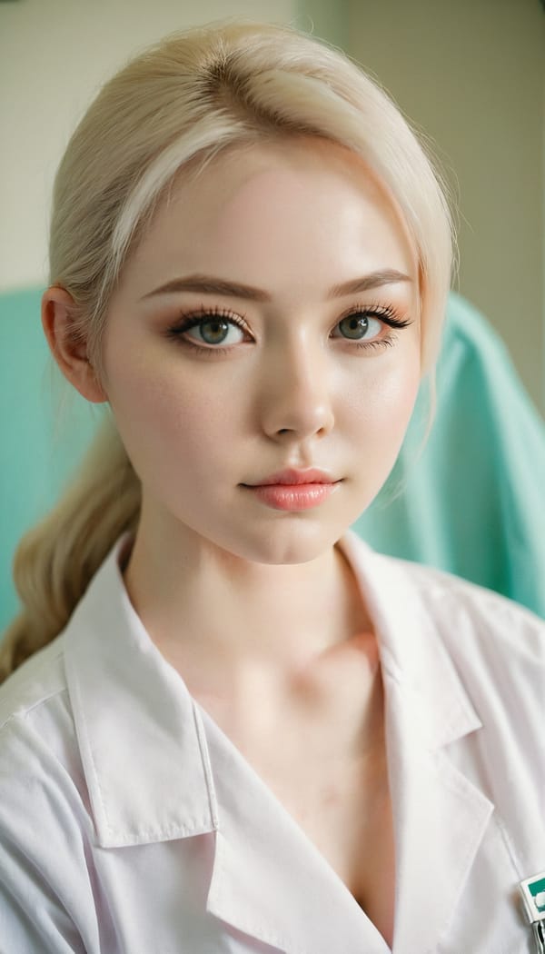 Tags: 21872187, SDXL
{"3": {"inputs": {"seed": 681156048818529, "steps": 32, "cfg": 7.88, "sampler_name": "dpmpp_2m", "scheduler": "karras", "denoise": 1.0, "model": ["27", 0], "positive": ["6", 0], "negative": ["7", 0], "latent_image": ["5", 0]}, "class_type": "KSampler"}, "4": {"inputs": {"ckpt_name": "juggernautxl.safetensors"}, "class_type": "CheckpointLoaderSimple"}, "5": {"inputs": {"width": 768, "height": 1344, "batch_size": 1}, "class_type": "EmptyLatentImage"}, "6": {"inputs": {"text": "26 year old girl, (seductive pose:1.07), (detailed face:0.95), (temptress:1.01), (double eyelids:1.07), (pale skin:0.98), (idol:1.07), (sexy lips:0.99), (beautiful eyes:1.07), (eyelashes:0.99), (seductive facial expression:1.04), (cute:1.14), (slim:1.12), (blush:1.03), (on all fours:1.04), (spreading ass cheeks:1.00), (from behind:1.08), (backboob:1.07), (nurse in uniform:1.12) working in a hospital ward, (natural looking skin:1.00), (candid cinema:1.07), (soft lighting:1.05), (portra:1.08), (detailed skin:1.01), (textured skin:1.06), (skin fuzz:1.05), (RAW:1.01), (film:1.07)", "clip": ["27", 1]}, "class_type": "CLIPTextEncode"}, "7": {"inputs": {"text": "(bad hands:1.06), (watermark:1.08), (distorted:1.07), (open mouth:1.05), (worst quality:1.09), (twisted:1.14), (low resolution:1.12)", "clip": ["27", 1]}, "class_type": "CLIPTextEncode"}, "8": {"inputs": {"samples": ["3", 0], "vae": ["4", 2]}, "class_type": "VAEDecode"}, "25": {"inputs": {"lora_name": "nudify_xl.safetensors", "strength_model": 0.31, "strength_clip": 0.21, "model": ["4", 0], "clip": ["4", 1]}, "class_type": "LoraLoader"}, "26": {"inputs": {"lora_name": "shirtlift_SDXL_v2.safetensors", "strength_model": 0.07, "strength_clip": 0.0, "model": ["25", 0], "clip": ["25", 1]}, "class_type": "LoraLoader"}, "27": {"inputs": {"lora_name": "PerfectEyesXL.safetensors", "strength_model": 0.17, "strength_clip": 0.06, "model": ["26", 0], "clip": ["26", 1]}, "class_type": "LoraLoader"}, "30": {"inputs": {"model_name": "4x_NMKD-Superscale-SP_178000_G.pth"}, "class_type": "UpscaleModelLoader"}, "31": {"inputs": {"upscale_model": ["30", 0], "image": ["8", 0]}, "class_type": "ImageUpscaleWithModel"}, "32": {"inputs": {"upscale_method": "lanczos", "scale_by": 0.5, "image": ["31", 0]}, "class_type": "ImageScaleBy"}, "33": {"inputs": {"pixels": ["32", 0], "vae": ["4", 2]}, "class_type": "VAEEncode"}, "34": {"inputs": {"seed": 681156048818529, "steps": 32, "cfg": 7.88, "sampler_name": "dpmpp_2m", "scheduler": "karras", "denoise": 0.3, "model": ["27", 0], "positive": ["6", 0], "negative": ["7", 0], "latent_image": ["33", 0]}, "class_type": "KSampler"}, "36": {"inputs": {"samples": ["34", 0], "vae": ["4", 2]}, "class_type": "VAEDecode"}, "39": {"inputs": {"filename_prefix": "comfyapi-1731323847338", "images": ["36", 0]}, "class_type": "SaveImage"}}