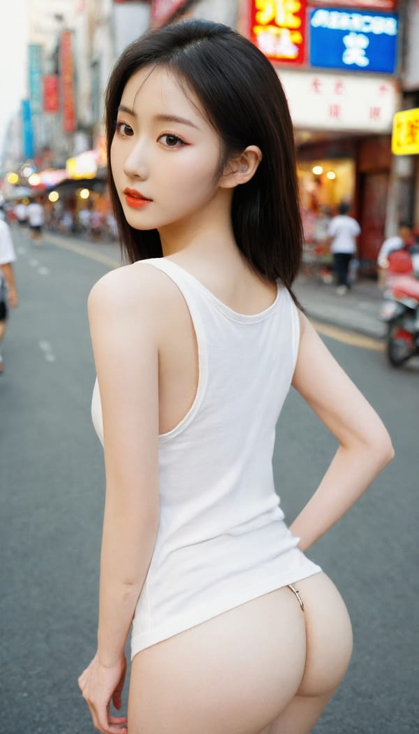 Tags: 21872187, SDXL
{"3": {"inputs": {"seed": 220836645191374, "steps": 64, "cfg": 5.28, "sampler_name": "dpmpp_2m", "scheduler": "karras", "denoise": 1.0, "model": ["27", 0], "positive": ["6", 0], "negative": ["7", 0], "latent_image": ["5", 0]}, "class_type": "KSampler"}, "4": {"inputs": {"ckpt_name": "leosamsHelloworldSDXL_helloworldSDXL32DPO.safetensors"}, "class_type": "CheckpointLoaderSimple"}, "5": {"inputs": {"width": 768, "height": 1344, "batch_size": 1}, "class_type": "EmptyLatentImage"}, "6": {"inputs": {"text": "27 year old girl, (chinese:1.10), (seductive pose:0.96), (cute:1.02), (pale skin:1.13), (temptress:1.13), (blush:0.95), (slim:0.95), (eyelashes:1.14), (double eyelids:1.13), (beautiful eyes:0.98), (seductive facial expression:0.95), (sexy lips:1.14), (idol:1.03), (detailed face:0.95), (on all fours:0.97), (spreading ass cheeks:1.08), (from behind:1.02), (backboob:1.02), (white tanktop:1.10), busy street, (soft lighting:1.05), (candid cinema:1.00), (RAW:1.00), (detailed skin:1.07), (skin fuzz:1.00), (textured skin:1.06), (film:1.03), (portra:1.09), (natural looking skin:1.04)", "clip": ["27", 1]}, "class_type": "CLIPTextEncode"}, "7": {"inputs": {"text": "(watermark:1.08), (bad hands:1.05), (distorted:1.13), (twisted:1.09), (low resolution:1.13), (open mouth:1.14), (worst quality:1.05)", "clip": ["27", 1]}, "class_type": "CLIPTextEncode"}, "8": {"inputs": {"samples": ["3", 0], "vae": ["4", 2]}, "class_type": "VAEDecode"}, "25": {"inputs": {"lora_name": "nudify_xl.safetensors", "strength_model": 0.29, "strength_clip": 0.12, "model": ["4", 0], "clip": ["4", 1]}, "class_type": "LoraLoader"}, "26": {"inputs": {"lora_name": "shirtlift_SDXL_v2.safetensors", "strength_model": 0.08, "strength_clip": 0.08, "model": ["25", 0], "clip": ["25", 1]}, "class_type": "LoraLoader"}, "27": {"inputs": {"lora_name": "PerfectEyesXL.safetensors", "strength_model": 0.07, "strength_clip": 0.0, "model": ["26", 0], "clip": ["26", 1]}, "class_type": "LoraLoader"}, "30": {"inputs": {"model_name": "4x_NMKD-Superscale-SP_178000_G.pth"}, "class_type": "UpscaleModelLoader"}, "31": {"inputs": {"upscale_model": ["30", 0], "image": ["8", 0]}, "class_type": "ImageUpscaleWithModel"}, "32": {"inputs": {"upscale_method": "lanczos", "scale_by": 0.5, "image": ["31", 0]}, "class_type": "ImageScaleBy"}, "33": {"inputs": {"pixels": ["32", 0], "vae": ["4", 2]}, "class_type": "VAEEncode"}, "34": {"inputs": {"seed": 220836645191374, "steps": 64, "cfg": 5.28, "sampler_name": "dpmpp_2m", "scheduler": "karras", "denoise": 0.3, "model": ["27", 0], "positive": ["6", 0], "negative": ["7", 0], "latent_image": ["33", 0]}, "class_type": "KSampler"}, "36": {"inputs": {"samples": ["34", 0], "vae": ["4", 2]}, "class_type": "VAEDecode"}, "39": {"inputs": {"filename_prefix": "comfyapi-1708177266149", "images": ["36", 0]}, "class_type": "SaveImage"}}