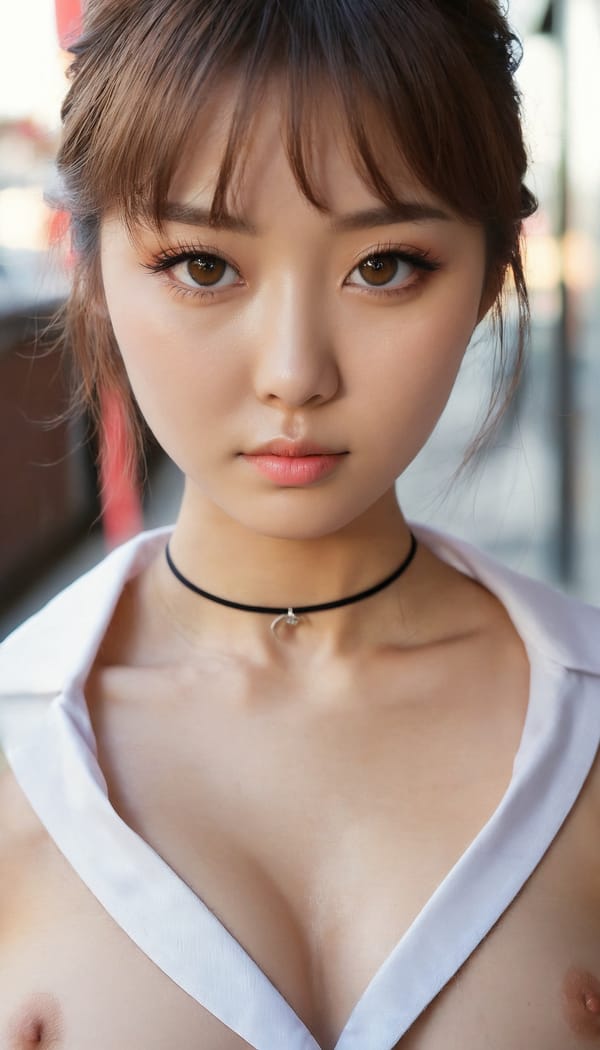 Tags: 21872187, SDXL
{"3": {"inputs": {"seed": 554518817056331, "steps": 64, "cfg": 6.4, "sampler_name": "dpmpp_2m", "scheduler": "karras", "denoise": 1.0, "model": ["27", 0], "positive": ["6", 0], "negative": ["7", 0], "latent_image": ["5", 0]}, "class_type": "KSampler"}, "4": {"inputs": {"ckpt_name": "juggernautxl.safetensors"}, "class_type": "CheckpointLoaderSimple"}, "5": {"inputs": {"width": 768, "height": 1344, "batch_size": 1}, "class_type": "EmptyLatentImage"}, "6": {"inputs": {"text": "28 year old girl, (russian:1.11), (japanese:1.09), (temptress:1.02), (slim:1.04), (beautiful eyes:1.14), (detailed face:0.96), (double eyelids:1.01), (eyelashes:1.00), (cute:1.03), (idol:1.10), (blush:1.06), (seductive facial expression:1.14), (seductive pose:1.09), (sexy lips:0.97), (in a seductive pose:1.10), (large perky breasts:0.98), (cleavage:1.00), (thigh gap:1.00), (school uniform:1.07), choker, busy street, (portra:1.06), (textured skin:1.09), (film:1.01), (skin fuzz:1.01), (detailed skin:1.03), (RAW:1.00), (soft lighting:1.02), (natural looking skin:1.03), (candid cinema:1.09)", "clip": ["27", 1]}, "class_type": "CLIPTextEncode"}, "7": {"inputs": {"text": "(open mouth:1.07), (low resolution:1.10), (distorted:1.12), (worst quality:1.14), (twisted:1.12), (bad hands:1.12), (watermark:1.06)", "clip": ["27", 1]}, "class_type": "CLIPTextEncode"}, "8": {"inputs": {"samples": ["3", 0], "vae": ["4", 2]}, "class_type": "VAEDecode"}, "25": {"inputs": {"lora_name": "nudify_xl.safetensors", "strength_model": 0.11, "strength_clip": 0.13, "model": ["4", 0], "clip": ["4", 1]}, "class_type": "LoraLoader"}, "26": {"inputs": {"lora_name": "shirtlift_SDXL_v2.safetensors", "strength_model": 0.17, "strength_clip": 0.07, "model": ["25", 0], "clip": ["25", 1]}, "class_type": "LoraLoader"}, "27": {"inputs": {"lora_name": "PerfectEyesXL.safetensors", "strength_model": 0.11, "strength_clip": 0.05, "model": ["26", 0], "clip": ["26", 1]}, "class_type": "LoraLoader"}, "30": {"inputs": {"model_name": "4x_NMKD-Superscale-SP_178000_G.pth"}, "class_type": "UpscaleModelLoader"}, "31": {"inputs": {"upscale_model": ["30", 0], "image": ["8", 0]}, "class_type": "ImageUpscaleWithModel"}, "32": {"inputs": {"upscale_method": "lanczos", "scale_by": 0.5, "image": ["31", 0]}, "class_type": "ImageScaleBy"}, "33": {"inputs": {"pixels": ["32", 0], "vae": ["4", 2]}, "class_type": "VAEEncode"}, "34": {"inputs": {"seed": 554518817056331, "steps": 64, "cfg": 6.4, "sampler_name": "dpmpp_2m", "scheduler": "karras", "denoise": 0.3, "model": ["27", 0], "positive": ["6", 0], "negative": ["7", 0], "latent_image": ["33", 0]}, "class_type": "KSampler"}, "36": {"inputs": {"samples": ["34", 0], "vae": ["4", 2]}, "class_type": "VAEDecode"}, "39": {"inputs": {"filename_prefix": "comfyapi-1732030104687", "images": ["36", 0]}, "class_type": "SaveImage"}}