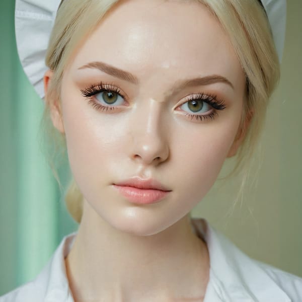 Tags: 21872187, SDXL
{"3": {"inputs": {"seed": 550803373140126, "steps": 64, "cfg": 7.39, "sampler_name": "dpmpp_2m", "scheduler": "karras", "denoise": 1.0, "model": ["27", 0], "positive": ["6", 0], "negative": ["7", 0], "latent_image": ["5", 0]}, "class_type": "KSampler"}, "4": {"inputs": {"ckpt_name": "juggernautxl.safetensors"}, "class_type": "CheckpointLoaderSimple"}, "5": {"inputs": {"width": 1024, "height": 1024, "batch_size": 1}, "class_type": "EmptyLatentImage"}, "6": {"inputs": {"text": "26 year old girl, (ukrainian:1.00), (pale skin:1.02), (detailed face:1.10), (sexy lips:1.05), (seductive pose:1.02), (slim:1.09), (beautiful eyes:0.95), (eyelashes:1.12), (idol:1.06), (temptress:1.05), (seductive facial expression:1.13), (cute:1.05), (double eyelids:1.00), (blush:1.00), (in a seductive pose:1.06), (large perky breasts:1.11), (cleavage:0.97), (thigh gap:1.04), (nurse in uniform:1.02) working in a hospital ward, (soft lighting:1.04), (RAW:1.07), (portra:1.01), (detailed skin:1.01), (skin fuzz:1.09), (natural looking skin:1.06), (candid cinema:1.07), (textured skin:1.00), (film:1.02)", "clip": ["27", 1]}, "class_type": "CLIPTextEncode"}, "7": {"inputs": {"text": "(low resolution:1.08), (watermark:1.05), (open mouth:1.10), (worst quality:1.14), (twisted:1.13), (distorted:1.08), (bad hands:1.09)", "clip": ["27", 1]}, "class_type": "CLIPTextEncode"}, "8": {"inputs": {"samples": ["3", 0], "vae": ["4", 2]}, "class_type": "VAEDecode"}, "25": {"inputs": {"lora_name": "nudify_xl.safetensors", "strength_model": 0.1, "strength_clip": 0.04, "model": ["4", 0], "clip": ["4", 1]}, "class_type": "LoraLoader"}, "26": {"inputs": {"lora_name": "shirtlift_SDXL_v2.safetensors", "strength_model": 0.05, "strength_clip": 0.07, "model": ["25", 0], "clip": ["25", 1]}, "class_type": "LoraLoader"}, "27": {"inputs": {"lora_name": "PerfectEyesXL.safetensors", "strength_model": 0.05, "strength_clip": 0.13, "model": ["26", 0], "clip": ["26", 1]}, "class_type": "LoraLoader"}, "30": {"inputs": {"model_name": "4x_NMKD-Superscale-SP_178000_G.pth"}, "class_type": "UpscaleModelLoader"}, "31": {"inputs": {"upscale_model": ["30", 0], "image": ["8", 0]}, "class_type": "ImageUpscaleWithModel"}, "32": {"inputs": {"upscale_method": "lanczos", "scale_by": 0.5, "image": ["31", 0]}, "class_type": "ImageScaleBy"}, "33": {"inputs": {"pixels": ["32", 0], "vae": ["4", 2]}, "class_type": "VAEEncode"}, "34": {"inputs": {"seed": 550803373140126, "steps": 64, "cfg": 7.39, "sampler_name": "dpmpp_2m", "scheduler": "karras", "denoise": 0.3, "model": ["27", 0], "positive": ["6", 0], "negative": ["7", 0], "latent_image": ["33", 0]}, "class_type": "KSampler"}, "36": {"inputs": {"samples": ["34", 0], "vae": ["4", 2]}, "class_type": "VAEDecode"}, "39": {"inputs": {"filename_prefix": "comfyapi-1726226805171", "images": ["36", 0]}, "class_type": "SaveImage"}}