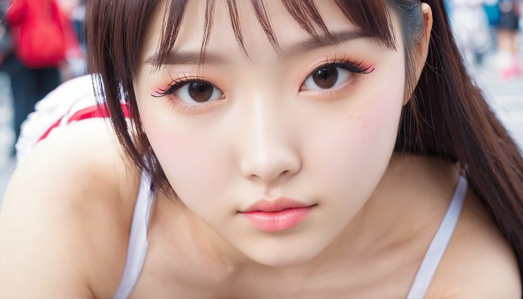 Tags: 21872187, SDXL
{"3": {"inputs": {"seed": 585486574296788, "steps": 64, "cfg": 6.89, "sampler_name": "dpmpp_2m", "scheduler": "karras", "denoise": 1.0, "model": ["27", 0], "positive": ["6", 0], "negative": ["7", 0], "latent_image": ["5", 0]}, "class_type": "KSampler"}, "4": {"inputs": {"ckpt_name": "juggernautxl.safetensors"}, "class_type": "CheckpointLoaderSimple"}, "5": {"inputs": {"width": 1344, "height": 768, "batch_size": 1}, "class_type": "EmptyLatentImage"}, "6": {"inputs": {"text": "21 year old girl, (taiwanese:1.02), (sexy lips:1.06), (beautiful eyes:0.98), (double eyelids:1.10), (blush:1.10), (idol:0.97), (eyelashes:1.10), (cute:1.06), (temptress:1.13), (seductive pose:1.12), (detailed face:0.99), (seductive facial expression:1.06), (pale skin:0.95), (slim:1.00), (on all fours:1.00), (spreading ass cheeks:1.04), (from behind:1.04), (backboob:0.99), (in a cosplay:1.02) at comiket posing for camera, (portra:1.00), (textured skin:1.06), (RAW:1.07), (natural looking skin:1.07), (detailed skin:1.00), (film:1.02), (skin fuzz:1.04), (soft lighting:1.03), (candid cinema:1.02)", "clip": ["27", 1]}, "class_type": "CLIPTextEncode"}, "7": {"inputs": {"text": "(twisted:1.06), (low resolution:1.08), (worst quality:1.12), (distorted:1.10), (bad hands:1.13), (open mouth:1.05), (watermark:1.06)", "clip": ["27", 1]}, "class_type": "CLIPTextEncode"}, "8": {"inputs": {"samples": ["3", 0], "vae": ["4", 2]}, "class_type": "VAEDecode"}, "25": {"inputs": {"lora_name": "nudify_xl.safetensors", "strength_model": 0.33, "strength_clip": 0.33, "model": ["4", 0], "clip": ["4", 1]}, "class_type": "LoraLoader"}, "26": {"inputs": {"lora_name": "shirtlift_SDXL_v2.safetensors", "strength_model": 0.19, "strength_clip": 0.01, "model": ["25", 0], "clip": ["25", 1]}, "class_type": "LoraLoader"}, "27": {"inputs": {"lora_name": "PerfectEyesXL.safetensors", "strength_model": 0.15, "strength_clip": 0.1, "model": ["26", 0], "clip": ["26", 1]}, "class_type": "LoraLoader"}, "30": {"inputs": {"model_name": "4x_NMKD-Superscale-SP_178000_G.pth"}, "class_type": "UpscaleModelLoader"}, "31": {"inputs": {"upscale_model": ["30", 0], "image": ["8", 0]}, "class_type": "ImageUpscaleWithModel"}, "32": {"inputs": {"upscale_method": "lanczos", "scale_by": 0.5, "image": ["31", 0]}, "class_type": "ImageScaleBy"}, "33": {"inputs": {"pixels": ["32", 0], "vae": ["4", 2]}, "class_type": "VAEEncode"}, "34": {"inputs": {"seed": 585486574296788, "steps": 64, "cfg": 6.89, "sampler_name": "dpmpp_2m", "scheduler": "karras", "denoise": 0.3, "model": ["27", 0], "positive": ["6", 0], "negative": ["7", 0], "latent_image": ["33", 0]}, "class_type": "KSampler"}, "36": {"inputs": {"samples": ["34", 0], "vae": ["4", 2]}, "class_type": "VAEDecode"}, "39": {"inputs": {"filename_prefix": "comfyapi-1732723921960", "images": ["36", 0]}, "class_type": "SaveImage"}}