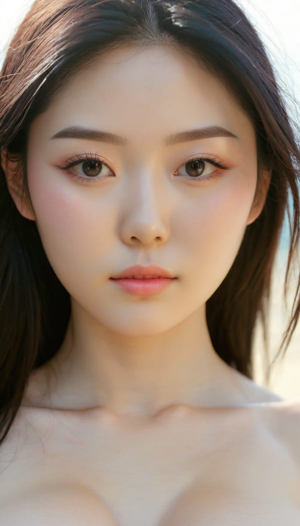 Tags: 21872187, SDXL
{"3": {"inputs": {"seed": 182405647337627, "steps": 32, "cfg": 7.68, "sampler_name": "dpmpp_2m", "scheduler": "karras", "denoise": 1.0, "model": ["27", 0], "positive": ["6", 0], "negative": ["7", 0], "latent_image": ["5", 0]}, "class_type": "KSampler"}, "4": {"inputs": {"ckpt_name": "juggernautxl.safetensors"}, "class_type": "CheckpointLoaderSimple"}, "5": {"inputs": {"width": 768, "height": 1344, "batch_size": 1}, "class_type": "EmptyLatentImage"}, "6": {"inputs": {"text": "25 year old girl, (korean:1.12), (irish:0.98), (beautiful eyes:0.97), (pale skin:1.05), (double eyelids:1.06), (slim:1.07), (cute:1.01), (idol:0.97), (temptress:1.02), (detailed face:1.03), (seductive facial expression:1.10), (sexy lips:1.09), (blush:1.06), (eyelashes:0.98), (in a seductive pose:1.02), (large perky breasts:0.99), (cleavage:1.07), (thigh gap:0.95), strolling (nude:1.01) at a beach, (soft lighting:1.00), (textured skin:1.07), (film:1.07), (natural looking skin:1.04), (skin fuzz:1.01), (detailed skin:1.03), (portra:1.06), (RAW:1.08), (candid cinema:1.02)", "clip": ["27", 1]}, "class_type": "CLIPTextEncode"}, "7": {"inputs": {"text": "(open mouth:1.08), (twisted:1.09), (distorted:1.06), (low resolution:1.13), (watermark:1.07), (worst quality:1.13), (bad hands:1.11)", "clip": ["27", 1]}, "class_type": "CLIPTextEncode"}, "8": {"inputs": {"samples": ["3", 0], "vae": ["4", 2]}, "class_type": "VAEDecode"}, "25": {"inputs": {"lora_name": "nudify_xl.safetensors", "strength_model": 0.32, "strength_clip": 0.21, "model": ["4", 0], "clip": ["4", 1]}, "class_type": "LoraLoader"}, "26": {"inputs": {"lora_name": "shirtlift_SDXL_v2.safetensors", "strength_model": 0.1, "strength_clip": 0.09, "model": ["25", 0], "clip": ["25", 1]}, "class_type": "LoraLoader"}, "27": {"inputs": {"lora_name": "PerfectEyesXL.safetensors", "strength_model": 0.05, "strength_clip": 0.06, "model": ["26", 0], "clip": ["26", 1]}, "class_type": "LoraLoader"}, "30": {"inputs": {"model_name": "4x_NMKD-Superscale-SP_178000_G.pth"}, "class_type": "UpscaleModelLoader"}, "31": {"inputs": {"upscale_model": ["30", 0], "image": ["8", 0]}, "class_type": "ImageUpscaleWithModel"}, "32": {"inputs": {"upscale_method": "lanczos", "scale_by": 0.5, "image": ["31", 0]}, "class_type": "ImageScaleBy"}, "33": {"inputs": {"pixels": ["32", 0], "vae": ["4", 2]}, "class_type": "VAEEncode"}, "34": {"inputs": {"seed": 182405647337627, "steps": 32, "cfg": 7.68, "sampler_name": "dpmpp_2m", "scheduler": "karras", "denoise": 0.3, "model": ["27", 0], "positive": ["6", 0], "negative": ["7", 0], "latent_image": ["33", 0]}, "class_type": "KSampler"}, "36": {"inputs": {"samples": ["34", 0], "vae": ["4", 2]}, "class_type": "VAEDecode"}, "39": {"inputs": {"filename_prefix": "comfyapi-1732627014563", "images": ["36", 0]}, "class_type": "SaveImage"}}