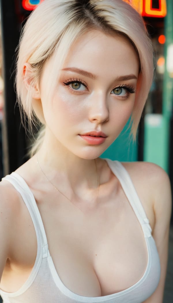 Tags: 21872187, SDXL
{"3": {"inputs": {"seed": 239613661797131, "steps": 64, "cfg": 7.12, "sampler_name": "dpmpp_2m", "scheduler": "karras", "denoise": 1.0, "model": ["27", 0], "positive": ["6", 0], "negative": ["7", 0], "latent_image": ["5", 0]}, "class_type": "KSampler"}, "4": {"inputs": {"ckpt_name": "juggernautxl.safetensors"}, "class_type": "CheckpointLoaderSimple"}, "5": {"inputs": {"width": 768, "height": 1344, "batch_size": 1}, "class_type": "EmptyLatentImage"}, "6": {"inputs": {"text": "26 year old girl, (temptress:1.13), (detailed face:1.01), (double eyelids:1.05), (seductive facial expression:1.01), (eyelashes:1.06), (blush:1.06), (slim:1.14), (seductive pose:1.12), (beautiful eyes:1.13), (pale skin:1.11), (sexy lips:1.01), (cute:1.08), (on all fours:0.99), (spreading ass cheeks:1.01), (from behind:1.14), (backboob:0.97), (white tanktop:1.02), busy street, (textured skin:1.00), (skin fuzz:1.01), (RAW:1.09), (film:1.01), (candid cinema:1.08), (soft lighting:1.02), (portra:1.00), (detailed skin:1.07), (natural looking skin:1.08)", "clip": ["27", 1]}, "class_type": "CLIPTextEncode"}, "7": {"inputs": {"text": "(twisted:1.10), (watermark:1.13), (open mouth:1.08), (worst quality:1.14), (low resolution:1.08), (distorted:1.05), (bad hands:1.08)", "clip": ["27", 1]}, "class_type": "CLIPTextEncode"}, "8": {"inputs": {"samples": ["3", 0], "vae": ["4", 2]}, "class_type": "VAEDecode"}, "25": {"inputs": {"lora_name": "nudify_xl.safetensors", "strength_model": 0.31, "strength_clip": 0.25, "model": ["4", 0], "clip": ["4", 1]}, "class_type": "LoraLoader"}, "26": {"inputs": {"lora_name": "shirtlift_SDXL_v2.safetensors", "strength_model": 0.09, "strength_clip": 0.14, "model": ["25", 0], "clip": ["25", 1]}, "class_type": "LoraLoader"}, "27": {"inputs": {"lora_name": "PerfectEyesXL.safetensors", "strength_model": 0.07, "strength_clip": 0.13, "model": ["26", 0], "clip": ["26", 1]}, "class_type": "LoraLoader"}, "30": {"inputs": {"model_name": "4x_NMKD-Superscale-SP_178000_G.pth"}, "class_type": "UpscaleModelLoader"}, "31": {"inputs": {"upscale_model": ["30", 0], "image": ["8", 0]}, "class_type": "ImageUpscaleWithModel"}, "32": {"inputs": {"upscale_method": "lanczos", "scale_by": 0.5, "image": ["31", 0]}, "class_type": "ImageScaleBy"}, "33": {"inputs": {"pixels": ["32", 0], "vae": ["4", 2]}, "class_type": "VAEEncode"}, "34": {"inputs": {"seed": 239613661797131, "steps": 64, "cfg": 7.12, "sampler_name": "dpmpp_2m", "scheduler": "karras", "denoise": 0.3, "model": ["27", 0], "positive": ["6", 0], "negative": ["7", 0], "latent_image": ["33", 0]}, "class_type": "KSampler"}, "36": {"inputs": {"samples": ["34", 0], "vae": ["4", 2]}, "class_type": "VAEDecode"}, "39": {"inputs": {"filename_prefix": "comfyapi-1716020406140", "images": ["36", 0]}, "class_type": "SaveImage"}}