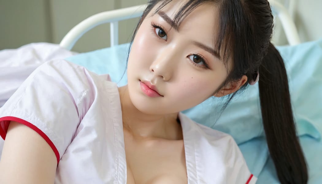 Tags: 21872187, SDXL
{"3": {"inputs": {"seed": 385971319042924, "steps": 32, "cfg": 7.27, "sampler_name": "dpmpp_2m", "scheduler": "karras", "denoise": 1.0, "model": ["27", 0], "positive": ["6", 0], "negative": ["7", 0], "latent_image": ["5", 0]}, "class_type": "KSampler"}, "4": {"inputs": {"ckpt_name": "juggernautxl.safetensors"}, "class_type": "CheckpointLoaderSimple"}, "5": {"inputs": {"width": 1344, "height": 768, "batch_size": 1}, "class_type": "EmptyLatentImage"}, "6": {"inputs": {"text": "19 year old girl, (japanese:1.11), (chinese:1.03), (blush:1.14), (slim:1.09), (temptress:1.05), (detailed face:0.96), (beautiful eyes:1.13), (seductive pose:1.01), (pale skin:1.02), (idol:1.02), (seductive facial expression:1.06), (eyelashes:1.09), (cute:1.00), (sexy lips:1.14), (in a seductive pose:1.10), (large perky breasts:1.10), (cleavage:1.12), (thigh gap:1.13), (nurse in uniform:1.04) working in a hospital ward, (film:1.06), (RAW:1.05), (soft lighting:1.03), (candid cinema:1.08), (detailed skin:1.07), (textured skin:1.07), (natural looking skin:1.09), (skin fuzz:1.08), (portra:1.08)", "clip": ["27", 1]}, "class_type": "CLIPTextEncode"}, "7": {"inputs": {"text": "(distorted:1.11), (twisted:1.05), (low resolution:1.13), (bad hands:1.10), (worst quality:1.12), (watermark:1.11), (open mouth:1.11)", "clip": ["27", 1]}, "class_type": "CLIPTextEncode"}, "8": {"inputs": {"samples": ["3", 0], "vae": ["4", 2]}, "class_type": "VAEDecode"}, "25": {"inputs": {"lora_name": "nudify_xl.safetensors", "strength_model": 0.07, "strength_clip": 0.1, "model": ["4", 0], "clip": ["4", 1]}, "class_type": "LoraLoader"}, "26": {"inputs": {"lora_name": "shirtlift_SDXL_v2.safetensors", "strength_model": 0.09, "strength_clip": 0.14, "model": ["25", 0], "clip": ["25", 1]}, "class_type": "LoraLoader"}, "27": {"inputs": {"lora_name": "PerfectEyesXL.safetensors", "strength_model": 0.08, "strength_clip": 0.07, "model": ["26", 0], "clip": ["26", 1]}, "class_type": "LoraLoader"}, "30": {"inputs": {"model_name": "4x_NMKD-Superscale-SP_178000_G.pth"}, "class_type": "UpscaleModelLoader"}, "31": {"inputs": {"upscale_model": ["30", 0], "image": ["8", 0]}, "class_type": "ImageUpscaleWithModel"}, "32": {"inputs": {"upscale_method": "lanczos", "scale_by": 0.5, "image": ["31", 0]}, "class_type": "ImageScaleBy"}, "33": {"inputs": {"pixels": ["32", 0], "vae": ["4", 2]}, "class_type": "VAEEncode"}, "34": {"inputs": {"seed": 385971319042924, "steps": 32, "cfg": 7.27, "sampler_name": "dpmpp_2m", "scheduler": "karras", "denoise": 0.3, "model": ["27", 0], "positive": ["6", 0], "negative": ["7", 0], "latent_image": ["33", 0]}, "class_type": "KSampler"}, "36": {"inputs": {"samples": ["34", 0], "vae": ["4", 2]}, "class_type": "VAEDecode"}, "39": {"inputs": {"filename_prefix": "comfyapi-1735315439649", "images": ["36", 0]}, "class_type": "SaveImage"}}