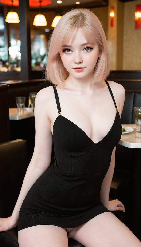 Tags: 21872187, SDXL
{"3": {"inputs": {"seed": 589394178225447, "steps": 64, "cfg": 7.79, "sampler_name": "dpmpp_2m", "scheduler": "karras", "denoise": 1.0, "model": ["27", 0], "positive": ["6", 0], "negative": ["7", 0], "latent_image": ["5", 0]}, "class_type": "KSampler"}, "4": {"inputs": {"ckpt_name": "juggernautXL_v8Rundiffusion.safetensors"}, "class_type": "CheckpointLoaderSimple"}, "5": {"inputs": {"width": 768, "height": 1344, "batch_size": 1}, "class_type": "EmptyLatentImage"}, "6": {"inputs": {"text": "18 year old girl, (pale skin:0.98), (seductive pose:1.14), (idol:1.03), (sexy lips:1.10), (temptress:1.05), (slim:0.95), (cute:1.12), (beautiful eyes:1.01), (blush:1.09), (seductive facial expression:0.95), (detailed face:1.12), (eyelashes:0.96), (double eyelids:1.14), (on all fours:1.08), (spreading ass cheeks:1.14), (from behind:1.05), (backboob:1.00), (wearing a little black dress:1.11) at a fine dining restaurant, (film:1.09), (skin fuzz:1.03), (soft lighting:1.03), (candid cinema:1.00), (detailed skin:1.08), (textured skin:1.05), (portra:1.04), (RAW:1.06), (natural looking skin:1.02)", "clip": ["27", 1]}, "class_type": "CLIPTextEncode"}, "7": {"inputs": {"text": "(worst quality:1.14), (low resolution:1.12), (watermark:1.07), (distorted:1.08), (bad hands:1.08), (twisted:1.07), (open mouth:1.09)", "clip": ["27", 1]}, "class_type": "CLIPTextEncode"}, "8": {"inputs": {"samples": ["3", 0], "vae": ["4", 2]}, "class_type": "VAEDecode"}, "25": {"inputs": {"lora_name": "nudify_xl.safetensors", "strength_model": 0.37, "strength_clip": 0.32, "model": ["4", 0], "clip": ["4", 1]}, "class_type": "LoraLoader"}, "26": {"inputs": {"lora_name": "shirtlift_SDXL_v2.safetensors", "strength_model": 0.14, "strength_clip": 0.06, "model": ["25", 0], "clip": ["25", 1]}, "class_type": "LoraLoader"}, "27": {"inputs": {"lora_name": "PerfectEyesXL.safetensors", "strength_model": 0.01, "strength_clip": 0.01, "model": ["26", 0], "clip": ["26", 1]}, "class_type": "LoraLoader"}, "30": {"inputs": {"model_name": "4x_NMKD-Superscale-SP_178000_G.pth"}, "class_type": "UpscaleModelLoader"}, "31": {"inputs": {"upscale_model": ["30", 0], "image": ["8", 0]}, "class_type": "ImageUpscaleWithModel"}, "32": {"inputs": {"upscale_method": "lanczos", "scale_by": 0.5, "image": ["31", 0]}, "class_type": "ImageScaleBy"}, "33": {"inputs": {"pixels": ["32", 0], "vae": ["4", 2]}, "class_type": "VAEEncode"}, "34": {"inputs": {"seed": 589394178225447, "steps": 64, "cfg": 7.79, "sampler_name": "dpmpp_2m", "scheduler": "karras", "denoise": 0.3, "model": ["27", 0], "positive": ["6", 0], "negative": ["7", 0], "latent_image": ["33", 0]}, "class_type": "KSampler"}, "36": {"inputs": {"samples": ["34", 0], "vae": ["4", 2]}, "class_type": "VAEDecode"}, "39": {"inputs": {"filename_prefix": "comfyapi-1708160496904", "images": ["36", 0]}, "class_type": "SaveImage"}}