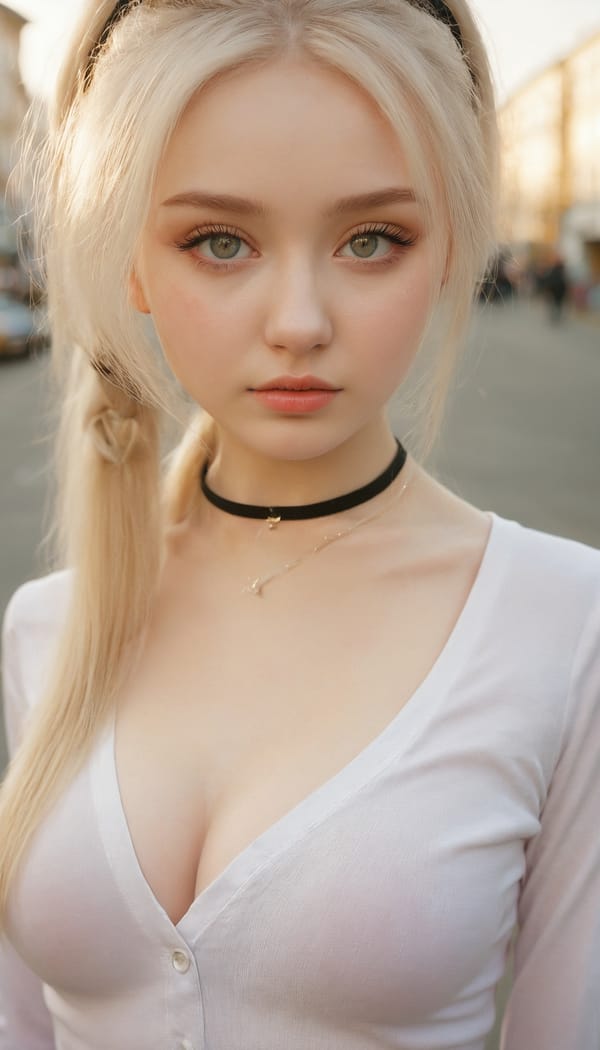 Tags: 21872187, SDXL
{"3": {"inputs": {"seed": 565763203829911, "steps": 32, "cfg": 5.06, "sampler_name": "dpmpp_2m", "scheduler": "karras", "denoise": 1.0, "model": ["27", 0], "positive": ["6", 0], "negative": ["7", 0], "latent_image": ["5", 0]}, "class_type": "KSampler"}, "4": {"inputs": {"ckpt_name": "juggernautxl.safetensors"}, "class_type": "CheckpointLoaderSimple"}, "5": {"inputs": {"width": 768, "height": 1344, "batch_size": 1}, "class_type": "EmptyLatentImage"}, "6": {"inputs": {"text": "19 year old girl, (russian:1.02), (ukrainian:1.10), (seductive pose:1.07), (temptress:1.02), (blush:1.11), (double eyelids:1.10), (slim:0.99), (beautiful eyes:0.98), (detailed face:1.11), (idol:1.05), (eyelashes:1.08), (pale skin:1.09), (sexy lips:0.99), (seductive facial expression:1.03), (in a seductive pose:0.95), (large perky breasts:1.07), (cleavage:1.12), (thigh gap:1.05), (school uniform:1.11), choker, busy street, (skin fuzz:1.06), (candid cinema:1.06), (detailed skin:1.09), (textured skin:1.04), (soft lighting:1.02), (natural looking skin:1.05), (portra:1.08), (RAW:1.00), (film:1.08)", "clip": ["27", 1]}, "class_type": "CLIPTextEncode"}, "7": {"inputs": {"text": "(watermark:1.09), (open mouth:1.14), (low resolution:1.06), (bad hands:1.12), (twisted:1.14), (worst quality:1.10), (distorted:1.14)", "clip": ["27", 1]}, "class_type": "CLIPTextEncode"}, "8": {"inputs": {"samples": ["3", 0], "vae": ["4", 2]}, "class_type": "VAEDecode"}, "25": {"inputs": {"lora_name": "nudify_xl.safetensors", "strength_model": 0.35, "strength_clip": 0.16, "model": ["4", 0], "clip": ["4", 1]}, "class_type": "LoraLoader"}, "26": {"inputs": {"lora_name": "shirtlift_SDXL_v2.safetensors", "strength_model": 0.12, "strength_clip": 0.01, "model": ["25", 0], "clip": ["25", 1]}, "class_type": "LoraLoader"}, "27": {"inputs": {"lora_name": "PerfectEyesXL.safetensors", "strength_model": 0.16, "strength_clip": 0.14, "model": ["26", 0], "clip": ["26", 1]}, "class_type": "LoraLoader"}, "30": {"inputs": {"model_name": "4x_NMKD-Superscale-SP_178000_G.pth"}, "class_type": "UpscaleModelLoader"}, "31": {"inputs": {"upscale_model": ["30", 0], "image": ["8", 0]}, "class_type": "ImageUpscaleWithModel"}, "32": {"inputs": {"upscale_method": "lanczos", "scale_by": 0.5, "image": ["31", 0]}, "class_type": "ImageScaleBy"}, "33": {"inputs": {"pixels": ["32", 0], "vae": ["4", 2]}, "class_type": "VAEEncode"}, "34": {"inputs": {"seed": 565763203829911, "steps": 32, "cfg": 5.06, "sampler_name": "dpmpp_2m", "scheduler": "karras", "denoise": 0.3, "model": ["27", 0], "positive": ["6", 0], "negative": ["7", 0], "latent_image": ["33", 0]}, "class_type": "KSampler"}, "36": {"inputs": {"samples": ["34", 0], "vae": ["4", 2]}, "class_type": "VAEDecode"}, "39": {"inputs": {"filename_prefix": "comfyapi-1716254442038", "images": ["36", 0]}, "class_type": "SaveImage"}}