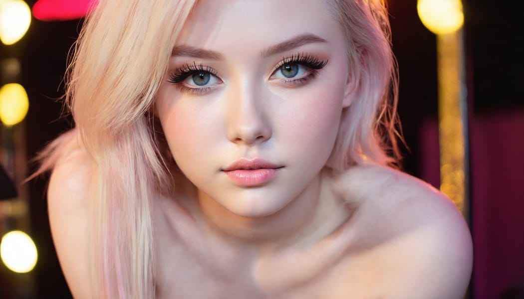 Tags: 21872187, SDXL
{"3": {"inputs": {"seed": 628908880660591, "steps": 32, "cfg": 5.69, "sampler_name": "dpmpp_2m", "scheduler": "karras", "denoise": 1.0, "model": ["27", 0], "positive": ["6", 0], "negative": ["7", 0], "latent_image": ["5", 0]}, "class_type": "KSampler"}, "4": {"inputs": {"ckpt_name": "juggernautxl.safetensors"}, "class_type": "CheckpointLoaderSimple"}, "5": {"inputs": {"width": 1344, "height": 768, "batch_size": 1}, "class_type": "EmptyLatentImage"}, "6": {"inputs": {"text": "23 year old girl, (temptress:1.12), (blush:1.11), (cute:0.97), (seductive pose:1.05), (detailed face:1.07), (double eyelids:0.96), (eyelashes:1.02), (idol:1.01), (beautiful eyes:1.10), (pale skin:1.05), (slim:1.12), (sexy lips:1.02), (seductive facial expression:1.05), (in a seductive pose:1.12), (large perky breasts:0.95), (cleavage:1.00), (thigh gap:1.06), (a pole dancer:0.97) at a night club, (textured skin:1.00), (soft lighting:1.02), (detailed skin:1.03), (natural looking skin:1.08), (candid cinema:1.05), (RAW:1.00), (portra:1.09), (skin fuzz:1.01), (film:1.01)", "clip": ["27", 1]}, "class_type": "CLIPTextEncode"}, "7": {"inputs": {"text": "(bad hands:1.06), (twisted:1.14), (worst quality:1.09), (distorted:1.06), (watermark:1.06), (open mouth:1.07), (low resolution:1.09)", "clip": ["27", 1]}, "class_type": "CLIPTextEncode"}, "8": {"inputs": {"samples": ["3", 0], "vae": ["4", 2]}, "class_type": "VAEDecode"}, "25": {"inputs": {"lora_name": "nudify_xl.safetensors", "strength_model": 0.09, "strength_clip": 0.39, "model": ["4", 0], "clip": ["4", 1]}, "class_type": "LoraLoader"}, "26": {"inputs": {"lora_name": "shirtlift_SDXL_v2.safetensors", "strength_model": 0.04, "strength_clip": 0.02, "model": ["25", 0], "clip": ["25", 1]}, "class_type": "LoraLoader"}, "27": {"inputs": {"lora_name": "PerfectEyesXL.safetensors", "strength_model": 0.08, "strength_clip": 0.19, "model": ["26", 0], "clip": ["26", 1]}, "class_type": "LoraLoader"}, "30": {"inputs": {"model_name": "4x_NMKD-Superscale-SP_178000_G.pth"}, "class_type": "UpscaleModelLoader"}, "31": {"inputs": {"upscale_model": ["30", 0], "image": ["8", 0]}, "class_type": "ImageUpscaleWithModel"}, "32": {"inputs": {"upscale_method": "lanczos", "scale_by": 0.5, "image": ["31", 0]}, "class_type": "ImageScaleBy"}, "33": {"inputs": {"pixels": ["32", 0], "vae": ["4", 2]}, "class_type": "VAEEncode"}, "34": {"inputs": {"seed": 628908880660591, "steps": 32, "cfg": 5.69, "sampler_name": "dpmpp_2m", "scheduler": "karras", "denoise": 0.3, "model": ["27", 0], "positive": ["6", 0], "negative": ["7", 0], "latent_image": ["33", 0]}, "class_type": "KSampler"}, "36": {"inputs": {"samples": ["34", 0], "vae": ["4", 2]}, "class_type": "VAEDecode"}, "39": {"inputs": {"filename_prefix": "comfyapi-1714346154124", "images": ["36", 0]}, "class_type": "SaveImage"}}