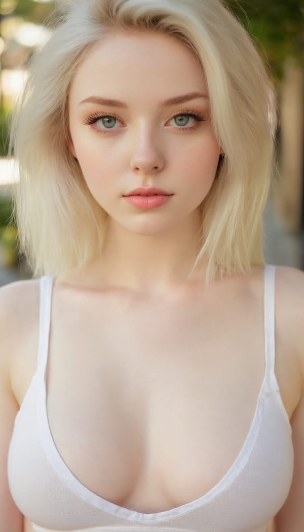 Tags: 21872187, SDXL
{"3": {"inputs": {"seed": 934558224629397, "steps": 64, "cfg": 5.07, "sampler_name": "dpmpp_2m", "scheduler": "karras", "denoise": 1.0, "model": ["27", 0], "positive": ["6", 0], "negative": ["7", 0], "latent_image": ["5", 0]}, "class_type": "KSampler"}, "4": {"inputs": {"ckpt_name": "juggernautxl.safetensors"}, "class_type": "CheckpointLoaderSimple"}, "5": {"inputs": {"width": 768, "height": 1344, "batch_size": 1}, "class_type": "EmptyLatentImage"}, "6": {"inputs": {"text": "20 year old girl, (pale skin:1.07), (seductive pose:0.98), (temptress:1.13), (sexy lips:1.07), (cute:0.97), (beautiful eyes:1.14), (slim:0.98), (eyelashes:1.02), (blush:1.04), (detailed face:1.08), (seductive facial expression:1.10), (idol:0.99), (in a seductive pose:0.98), (large perky breasts:0.99), (cleavage:1.14), (thigh gap:0.96), (white tanktop:1.12), busy street, (skin fuzz:1.08), (portra:1.07), (natural looking skin:1.06), (RAW:1.01), (candid cinema:1.07), (film:1.02), (textured skin:1.08), (soft lighting:1.07), (detailed skin:1.07)", "clip": ["27", 1]}, "class_type": "CLIPTextEncode"}, "7": {"inputs": {"text": "(twisted:1.09), (worst quality:1.10), (open mouth:1.07), (bad hands:1.10), (low resolution:1.10), (distorted:1.08), (watermark:1.14)", "clip": ["27", 1]}, "class_type": "CLIPTextEncode"}, "8": {"inputs": {"samples": ["3", 0], "vae": ["4", 2]}, "class_type": "VAEDecode"}, "25": {"inputs": {"lora_name": "nudify_xl.safetensors", "strength_model": 0.14, "strength_clip": 0.24, "model": ["4", 0], "clip": ["4", 1]}, "class_type": "LoraLoader"}, "26": {"inputs": {"lora_name": "shirtlift_SDXL_v2.safetensors", "strength_model": 0.08, "strength_clip": 0.14, "model": ["25", 0], "clip": ["25", 1]}, "class_type": "LoraLoader"}, "27": {"inputs": {"lora_name": "PerfectEyesXL.safetensors", "strength_model": 0.13, "strength_clip": 0.14, "model": ["26", 0], "clip": ["26", 1]}, "class_type": "LoraLoader"}, "30": {"inputs": {"model_name": "4x_NMKD-Superscale-SP_178000_G.pth"}, "class_type": "UpscaleModelLoader"}, "31": {"inputs": {"upscale_model": ["30", 0], "image": ["8", 0]}, "class_type": "ImageUpscaleWithModel"}, "32": {"inputs": {"upscale_method": "lanczos", "scale_by": 0.5, "image": ["31", 0]}, "class_type": "ImageScaleBy"}, "33": {"inputs": {"pixels": ["32", 0], "vae": ["4", 2]}, "class_type": "VAEEncode"}, "34": {"inputs": {"seed": 934558224629397, "steps": 64, "cfg": 5.07, "sampler_name": "dpmpp_2m", "scheduler": "karras", "denoise": 0.3, "model": ["27", 0], "positive": ["6", 0], "negative": ["7", 0], "latent_image": ["33", 0]}, "class_type": "KSampler"}, "36": {"inputs": {"samples": ["34", 0], "vae": ["4", 2]}, "class_type": "VAEDecode"}, "39": {"inputs": {"filename_prefix": "comfyapi-1718255847196", "images": ["36", 0]}, "class_type": "SaveImage"}}