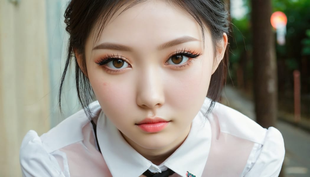 Tags: 21872187, SDXL
{"3": {"inputs": {"seed": 188942762550201, "steps": 32, "cfg": 7.86, "sampler_name": "dpmpp_2m", "scheduler": "karras", "denoise": 1.0, "model": ["27", 0], "positive": ["6", 0], "negative": ["7", 0], "latent_image": ["5", 0]}, "class_type": "KSampler"}, "4": {"inputs": {"ckpt_name": "juggernautxl.safetensors"}, "class_type": "CheckpointLoaderSimple"}, "5": {"inputs": {"width": 1344, "height": 768, "batch_size": 1}, "class_type": "EmptyLatentImage"}, "6": {"inputs": {"text": "24 year old girl, (ukrainian:1.06), (taiwanese:0.95), (russian:1.11), (japanese:1.03), (cute:1.04), (pale skin:1.08), (double eyelids:1.11), (sexy lips:0.98), (eyelashes:1.00), (temptress:1.13), (blush:1.11), (seductive facial expression:1.02), (detailed face:1.13), (seductive pose:1.13), (beautiful eyes:1.14), (idol:1.08), (slim:1.01), (on all fours:1.05), (spreading ass cheeks:0.99), (from behind:0.96), (backboob:1.08), (school uniform:1.02), choker, busy street, (film:1.02), (soft lighting:1.09), (candid cinema:1.09), (RAW:1.05), (skin fuzz:1.06), (detailed skin:1.00), (textured skin:1.03), (portra:1.07), (natural looking skin:1.09)", "clip": ["27", 1]}, "class_type": "CLIPTextEncode"}, "7": {"inputs": {"text": "(bad hands:1.11), (watermark:1.14), (low resolution:1.14), (twisted:1.13), (distorted:1.10), (open mouth:1.13), (worst quality:1.12)", "clip": ["27", 1]}, "class_type": "CLIPTextEncode"}, "8": {"inputs": {"samples": ["3", 0], "vae": ["4", 2]}, "class_type": "VAEDecode"}, "25": {"inputs": {"lora_name": "nudify_xl.safetensors", "strength_model": 0.27, "strength_clip": 0.05, "model": ["4", 0], "clip": ["4", 1]}, "class_type": "LoraLoader"}, "26": {"inputs": {"lora_name": "shirtlift_SDXL_v2.safetensors", "strength_model": 0.18, "strength_clip": 0.17, "model": ["25", 0], "clip": ["25", 1]}, "class_type": "LoraLoader"}, "27": {"inputs": {"lora_name": "PerfectEyesXL.safetensors", "strength_model": 0.17, "strength_clip": 0.18, "model": ["26", 0], "clip": ["26", 1]}, "class_type": "LoraLoader"}, "30": {"inputs": {"model_name": "4x_NMKD-Superscale-SP_178000_G.pth"}, "class_type": "UpscaleModelLoader"}, "31": {"inputs": {"upscale_model": ["30", 0], "image": ["8", 0]}, "class_type": "ImageUpscaleWithModel"}, "32": {"inputs": {"upscale_method": "lanczos", "scale_by": 0.5, "image": ["31", 0]}, "class_type": "ImageScaleBy"}, "33": {"inputs": {"pixels": ["32", 0], "vae": ["4", 2]}, "class_type": "VAEEncode"}, "34": {"inputs": {"seed": 188942762550201, "steps": 32, "cfg": 7.86, "sampler_name": "dpmpp_2m", "scheduler": "karras", "denoise": 0.3, "model": ["27", 0], "positive": ["6", 0], "negative": ["7", 0], "latent_image": ["33", 0]}, "class_type": "KSampler"}, "36": {"inputs": {"samples": ["34", 0], "vae": ["4", 2]}, "class_type": "VAEDecode"}, "39": {"inputs": {"filename_prefix": "comfyapi-1714090629963", "images": ["36", 0]}, "class_type": "SaveImage"}}