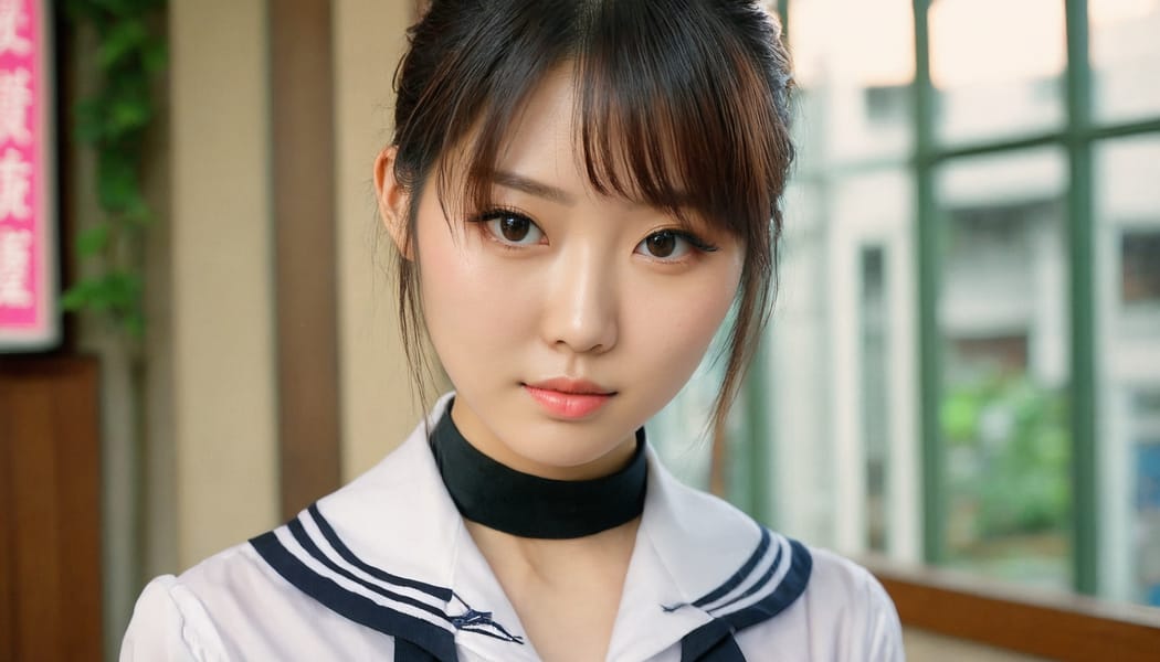 Tags: 21872187, SDXL
{"3": {"inputs": {"seed": 437416626374839, "steps": 32, "cfg": 5.84, "sampler_name": "dpmpp_2m", "scheduler": "karras", "denoise": 1.0, "model": ["27", 0], "positive": ["6", 0], "negative": ["7", 0], "latent_image": ["5", 0]}, "class_type": "KSampler"}, "4": {"inputs": {"ckpt_name": "juggernautxl.safetensors"}, "class_type": "CheckpointLoaderSimple"}, "5": {"inputs": {"width": 1344, "height": 768, "batch_size": 1}, "class_type": "EmptyLatentImage"}, "6": {"inputs": {"text": "27 year old girl, (taiwanese:0.99), (sexy lips:1.03), (double eyelids:1.03), (detailed face:1.09), (pale skin:1.02), (eyelashes:1.01), (seductive facial expression:1.12), (blush:0.98), (cute:0.97), (seductive pose:1.12), (idol:1.12), (temptress:1.03), (slim:1.08), (in a seductive pose:1.04), (large perky breasts:1.03), (cleavage:0.97), (thigh gap:1.12), (school uniform:1.10), choker, busy street, (soft lighting:1.00), (textured skin:1.07), (RAW:1.07), (film:1.09), (skin fuzz:1.07), (portra:1.07), (natural looking skin:1.07), (detailed skin:1.01), (candid cinema:1.05)", "clip": ["27", 1]}, "class_type": "CLIPTextEncode"}, "7": {"inputs": {"text": "(low resolution:1.13), (open mouth:1.13), (twisted:1.06), (worst quality:1.14), (watermark:1.14), (distorted:1.07), (bad hands:1.14)", "clip": ["27", 1]}, "class_type": "CLIPTextEncode"}, "8": {"inputs": {"samples": ["3", 0], "vae": ["4", 2]}, "class_type": "VAEDecode"}, "25": {"inputs": {"lora_name": "nudify_xl.safetensors", "strength_model": 0.29, "strength_clip": 0.13, "model": ["4", 0], "clip": ["4", 1]}, "class_type": "LoraLoader"}, "26": {"inputs": {"lora_name": "shirtlift_SDXL_v2.safetensors", "strength_model": 0.13, "strength_clip": 0.1, "model": ["25", 0], "clip": ["25", 1]}, "class_type": "LoraLoader"}, "27": {"inputs": {"lora_name": "PerfectEyesXL.safetensors", "strength_model": 0.15, "strength_clip": 0.09, "model": ["26", 0], "clip": ["26", 1]}, "class_type": "LoraLoader"}, "30": {"inputs": {"model_name": "4x_NMKD-Superscale-SP_178000_G.pth"}, "class_type": "UpscaleModelLoader"}, "31": {"inputs": {"upscale_model": ["30", 0], "image": ["8", 0]}, "class_type": "ImageUpscaleWithModel"}, "32": {"inputs": {"upscale_method": "lanczos", "scale_by": 0.5, "image": ["31", 0]}, "class_type": "ImageScaleBy"}, "33": {"inputs": {"pixels": ["32", 0], "vae": ["4", 2]}, "class_type": "VAEEncode"}, "34": {"inputs": {"seed": 437416626374839, "steps": 32, "cfg": 5.84, "sampler_name": "dpmpp_2m", "scheduler": "karras", "denoise": 0.3, "model": ["27", 0], "positive": ["6", 0], "negative": ["7", 0], "latent_image": ["33", 0]}, "class_type": "KSampler"}, "36": {"inputs": {"samples": ["34", 0], "vae": ["4", 2]}, "class_type": "VAEDecode"}, "39": {"inputs": {"filename_prefix": "comfyapi-1726168274228", "images": ["36", 0]}, "class_type": "SaveImage"}}