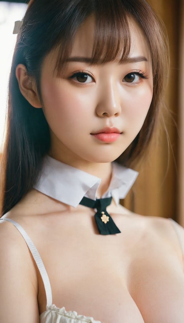 Tags: 21872187, SDXL
{"3": {"inputs": {"seed": 672457097824217, "steps": 64, "cfg": 5.2, "sampler_name": "dpmpp_2m", "scheduler": "karras", "denoise": 1.0, "model": ["27", 0], "positive": ["6", 0], "negative": ["7", 0], "latent_image": ["5", 0]}, "class_type": "KSampler"}, "4": {"inputs": {"ckpt_name": "juggernautxl.safetensors"}, "class_type": "CheckpointLoaderSimple"}, "5": {"inputs": {"width": 768, "height": 1344, "batch_size": 1}, "class_type": "EmptyLatentImage"}, "6": {"inputs": {"text": "28 year old girl, (japanese:1.10), (irish:1.05), (cute:1.12), (idol:1.12), (temptress:1.04), (eyelashes:0.99), (pale skin:0.97), (blush:1.13), (slim:1.11), (double eyelids:1.08), (seductive pose:1.06), (seductive facial expression:1.03), (sexy lips:1.12), (beautiful eyes:1.01), (in a seductive pose:1.00), (large perky breasts:0.96), (cleavage:1.10), (thigh gap:1.05), (school uniform:0.99), choker, busy street, (soft lighting:1.04), (portra:1.02), (detailed skin:1.06), (candid cinema:1.01), (skin fuzz:1.06), (film:1.05), (textured skin:1.05), (natural looking skin:1.00), (RAW:1.07)", "clip": ["27", 1]}, "class_type": "CLIPTextEncode"}, "7": {"inputs": {"text": "(twisted:1.10), (bad hands:1.08), (distorted:1.06), (open mouth:1.05), (worst quality:1.12), (watermark:1.06), (low resolution:1.14)", "clip": ["27", 1]}, "class_type": "CLIPTextEncode"}, "8": {"inputs": {"samples": ["3", 0], "vae": ["4", 2]}, "class_type": "VAEDecode"}, "25": {"inputs": {"lora_name": "nudify_xl.safetensors", "strength_model": 0.32, "strength_clip": 0.27, "model": ["4", 0], "clip": ["4", 1]}, "class_type": "LoraLoader"}, "26": {"inputs": {"lora_name": "shirtlift_SDXL_v2.safetensors", "strength_model": 0.08, "strength_clip": 0.03, "model": ["25", 0], "clip": ["25", 1]}, "class_type": "LoraLoader"}, "27": {"inputs": {"lora_name": "PerfectEyesXL.safetensors", "strength_model": 0.19, "strength_clip": 0.04, "model": ["26", 0], "clip": ["26", 1]}, "class_type": "LoraLoader"}, "30": {"inputs": {"model_name": "4x_NMKD-Superscale-SP_178000_G.pth"}, "class_type": "UpscaleModelLoader"}, "31": {"inputs": {"upscale_model": ["30", 0], "image": ["8", 0]}, "class_type": "ImageUpscaleWithModel"}, "32": {"inputs": {"upscale_method": "lanczos", "scale_by": 0.5, "image": ["31", 0]}, "class_type": "ImageScaleBy"}, "33": {"inputs": {"pixels": ["32", 0], "vae": ["4", 2]}, "class_type": "VAEEncode"}, "34": {"inputs": {"seed": 672457097824217, "steps": 64, "cfg": 5.2, "sampler_name": "dpmpp_2m", "scheduler": "karras", "denoise": 0.3, "model": ["27", 0], "positive": ["6", 0], "negative": ["7", 0], "latent_image": ["33", 0]}, "class_type": "KSampler"}, "36": {"inputs": {"samples": ["34", 0], "vae": ["4", 2]}, "class_type": "VAEDecode"}, "39": {"inputs": {"filename_prefix": "comfyapi-1716603800661", "images": ["36", 0]}, "class_type": "SaveImage"}}