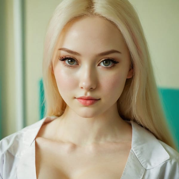 Tags: 21872187, SDXL
{"3": {"inputs": {"seed": 345779964840050, "steps": 32, "cfg": 6.48, "sampler_name": "dpmpp_2m", "scheduler": "karras", "denoise": 1.0, "model": ["27", 0], "positive": ["6", 0], "negative": ["7", 0], "latent_image": ["5", 0]}, "class_type": "KSampler"}, "4": {"inputs": {"ckpt_name": "juggernautxl.safetensors"}, "class_type": "CheckpointLoaderSimple"}, "5": {"inputs": {"width": 1024, "height": 1024, "batch_size": 1}, "class_type": "EmptyLatentImage"}, "6": {"inputs": {"text": "26 year old girl, (russian:1.14), (cute:1.04), (beautiful eyes:0.99), (sexy lips:1.05), (slim:1.06), (pale skin:1.13), (seductive facial expression:1.09), (idol:1.08), (blush:1.04), (double eyelids:1.06), (seductive pose:1.11), (eyelashes:1.13), (detailed face:0.96), (temptress:0.99), (in a seductive pose:1.04), (large perky breasts:1.14), (cleavage:1.02), (thigh gap:1.04), (nurse in uniform:0.98) working in a hospital ward, (skin fuzz:1.02), (candid cinema:1.03), (RAW:1.07), (film:1.02), (textured skin:1.07), (portra:1.02), (detailed skin:1.07), (natural looking skin:1.09), (soft lighting:1.06)", "clip": ["27", 1]}, "class_type": "CLIPTextEncode"}, "7": {"inputs": {"text": "(bad hands:1.14), (twisted:1.14), (open mouth:1.13), (low resolution:1.07), (distorted:1.11), (watermark:1.13), (worst quality:1.06)", "clip": ["27", 1]}, "class_type": "CLIPTextEncode"}, "8": {"inputs": {"samples": ["3", 0], "vae": ["4", 2]}, "class_type": "VAEDecode"}, "25": {"inputs": {"lora_name": "nudify_xl.safetensors", "strength_model": 0.28, "strength_clip": 0.12, "model": ["4", 0], "clip": ["4", 1]}, "class_type": "LoraLoader"}, "26": {"inputs": {"lora_name": "shirtlift_SDXL_v2.safetensors", "strength_model": 0.09, "strength_clip": 0.17, "model": ["25", 0], "clip": ["25", 1]}, "class_type": "LoraLoader"}, "27": {"inputs": {"lora_name": "PerfectEyesXL.safetensors", "strength_model": 0.11, "strength_clip": 0.06, "model": ["26", 0], "clip": ["26", 1]}, "class_type": "LoraLoader"}, "30": {"inputs": {"model_name": "4x_NMKD-Superscale-SP_178000_G.pth"}, "class_type": "UpscaleModelLoader"}, "31": {"inputs": {"upscale_model": ["30", 0], "image": ["8", 0]}, "class_type": "ImageUpscaleWithModel"}, "32": {"inputs": {"upscale_method": "lanczos", "scale_by": 0.5, "image": ["31", 0]}, "class_type": "ImageScaleBy"}, "33": {"inputs": {"pixels": ["32", 0], "vae": ["4", 2]}, "class_type": "VAEEncode"}, "34": {"inputs": {"seed": 345779964840050, "steps": 32, "cfg": 6.48, "sampler_name": "dpmpp_2m", "scheduler": "karras", "denoise": 0.3, "model": ["27", 0], "positive": ["6", 0], "negative": ["7", 0], "latent_image": ["33", 0]}, "class_type": "KSampler"}, "36": {"inputs": {"samples": ["34", 0], "vae": ["4", 2]}, "class_type": "VAEDecode"}, "39": {"inputs": {"filename_prefix": "comfyapi-1713499357985", "images": ["36", 0]}, "class_type": "SaveImage"}}