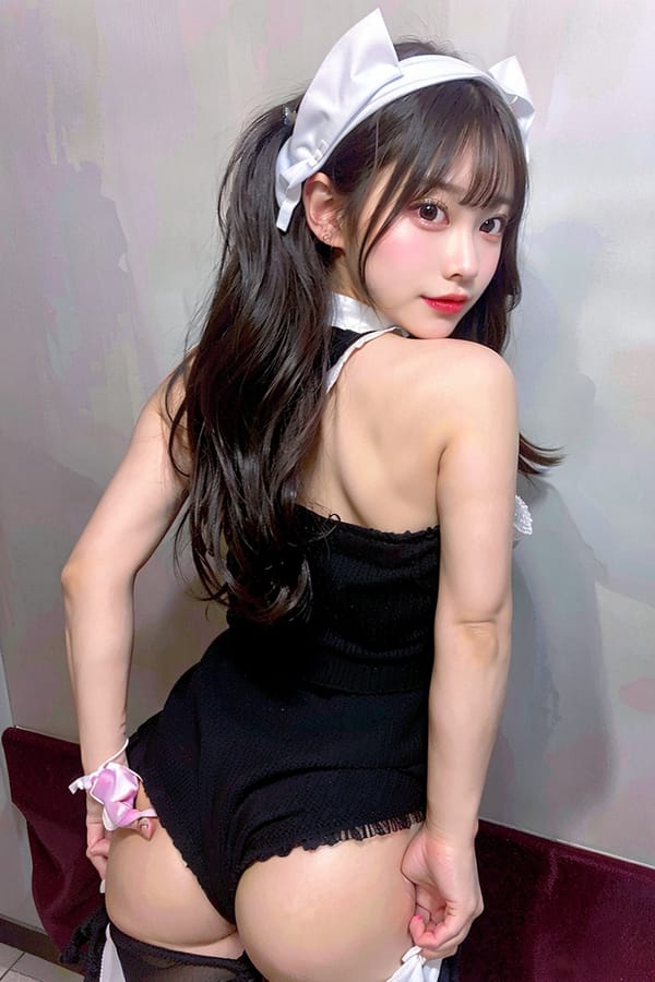 Tags: 21872187
<lora:JapaneseDollLikeness_v15:0.68>, <lora:koreanDollLikeness:0.71>, maid cafe, stockings, (maid costume:1.02), choker, bowtie, headband, (pleated skirt:0.92), <lora:Mooning:0.58>, <lora:Addams:0.22>, ass, from behind, clothes pull, looking back, pants pull, anus, pussy, undressing, extremely detailed eyes, extremely detailed face, cute, (photorealistic:0.95), sexy lips, seductive smile, double eyelids, eyelashes, pale skin, perky breasts, 4K, best quality, solo, (stunningly attractive:1.14)
Negative prompt: sketches, anime, (worst quality:1.92)
Steps: 32, Sampler: DPM++ 2M Karras, CFG scale: 5.97, Seed: 1281189434, Size: 512x768, Model hash: fc2511737a, Model: chilloutmix_NiPrunedFp32Fix, Seed resize from: -1x-1, Denoising strength: 0.4, Version: v1.2.1, Hires upscale: 2.0, Hires steps: 16, Hires upscaler: ESRGAN_4x