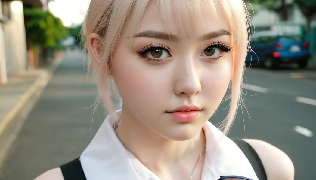 Tags: 21872187, SDXL
{"3": {"inputs": {"seed": 149300004320091, "steps": 64, "cfg": 6.78, "sampler_name": "dpmpp_2m", "scheduler": "karras", "denoise": 1.0, "model": ["27", 0], "positive": ["6", 0], "negative": ["7", 0], "latent_image": ["5", 0]}, "class_type": "KSampler"}, "4": {"inputs": {"ckpt_name": "juggernautxl.safetensors"}, "class_type": "CheckpointLoaderSimple"}, "5": {"inputs": {"width": 1344, "height": 768, "batch_size": 1}, "class_type": "EmptyLatentImage"}, "6": {"inputs": {"text": "23 year old girl, (sexy lips:0.96), (slim:1.08), (idol:1.01), (beautiful eyes:1.00), (blush:0.99), (eyelashes:1.07), (seductive facial expression:1.04), (temptress:0.95), (double eyelids:1.09), (cute:0.96), (pale skin:1.06), (detailed face:0.97), (on all fours:1.06), (spreading ass cheeks:1.13), (from behind:0.97), (backboob:1.13), (school uniform:1.00), choker, busy street, (detailed skin:1.04), (textured skin:1.04), (RAW:1.09), (portra:1.03), (soft lighting:1.09), (natural looking skin:1.05), (skin fuzz:1.03), (candid cinema:1.04)", "clip": ["27", 1]}, "class_type": "CLIPTextEncode"}, "7": {"inputs": {"text": "(distorted:1.06), (low resolution:1.07), (worst quality:1.12), (bad hands:1.11), (twisted:1.08), (watermark:1.06), (open mouth:1.07)", "clip": ["27", 1]}, "class_type": "CLIPTextEncode"}, "8": {"inputs": {"samples": ["3", 0], "vae": ["4", 2]}, "class_type": "VAEDecode"}, "25": {"inputs": {"lora_name": "nudify_xl.safetensors", "strength_model": 0.14, "strength_clip": 0.37, "model": ["4", 0], "clip": ["4", 1]}, "class_type": "LoraLoader"}, "26": {"inputs": {"lora_name": "shirtlift_SDXL_v2.safetensors", "strength_model": 0.06, "strength_clip": 0.14, "model": ["25", 0], "clip": ["25", 1]}, "class_type": "LoraLoader"}, "27": {"inputs": {"lora_name": "PerfectEyesXL.safetensors", "strength_model": 0.09, "strength_clip": 0.05, "model": ["26", 0], "clip": ["26", 1]}, "class_type": "LoraLoader"}, "30": {"inputs": {"model_name": "4x_NMKD-Superscale-SP_178000_G.pth"}, "class_type": "UpscaleModelLoader"}, "31": {"inputs": {"upscale_model": ["30", 0], "image": ["8", 0]}, "class_type": "ImageUpscaleWithModel"}, "32": {"inputs": {"upscale_method": "lanczos", "scale_by": 0.5, "image": ["31", 0]}, "class_type": "ImageScaleBy"}, "33": {"inputs": {"pixels": ["32", 0], "vae": ["4", 2]}, "class_type": "VAEEncode"}, "34": {"inputs": {"seed": 149300004320091, "steps": 64, "cfg": 6.78, "sampler_name": "dpmpp_2m", "scheduler": "karras", "denoise": 0.3, "model": ["27", 0], "positive": ["6", 0], "negative": ["7", 0], "latent_image": ["33", 0]}, "class_type": "KSampler"}, "36": {"inputs": {"samples": ["34", 0], "vae": ["4", 2]}, "class_type": "VAEDecode"}, "39": {"inputs": {"filename_prefix": "comfyapi-1731470978379", "images": ["36", 0]}, "class_type": "SaveImage"}}