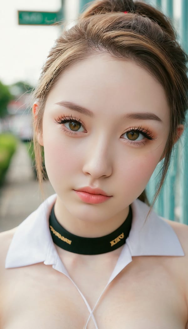 Tags: 21872187, SDXL
{"3": {"inputs": {"seed": 796921733239521, "steps": 64, "cfg": 6.41, "sampler_name": "dpmpp_2m", "scheduler": "karras", "denoise": 1.0, "model": ["27", 0], "positive": ["6", 0], "negative": ["7", 0], "latent_image": ["5", 0]}, "class_type": "KSampler"}, "4": {"inputs": {"ckpt_name": "juggernautxl.safetensors"}, "class_type": "CheckpointLoaderSimple"}, "5": {"inputs": {"width": 768, "height": 1344, "batch_size": 1}, "class_type": "EmptyLatentImage"}, "6": {"inputs": {"text": "21 year old girl, (beautiful eyes:1.01), (temptress:1.04), (pale skin:1.05), (eyelashes:1.12), (seductive pose:1.12), (seductive facial expression:0.95), (detailed face:1.14), (sexy lips:1.10), (cute:0.95), (blush:1.00), (slim:1.00), (idol:1.04), (double eyelids:0.95), (on all fours:1.12), (spreading ass cheeks:1.14), (from behind:1.02), (backboob:1.02), (school uniform:1.14), choker, busy street, (detailed skin:1.03), (portra:1.06), (RAW:1.08), (natural looking skin:1.01), (soft lighting:1.07), (film:1.03), (candid cinema:1.01), (skin fuzz:1.00), (textured skin:1.07)", "clip": ["27", 1]}, "class_type": "CLIPTextEncode"}, "7": {"inputs": {"text": "(twisted:1.07), (bad hands:1.06), (distorted:1.09), (open mouth:1.14), (low resolution:1.11), (watermark:1.08), (worst quality:1.12)", "clip": ["27", 1]}, "class_type": "CLIPTextEncode"}, "8": {"inputs": {"samples": ["3", 0], "vae": ["4", 2]}, "class_type": "VAEDecode"}, "25": {"inputs": {"lora_name": "nudify_xl.safetensors", "strength_model": 0.25, "strength_clip": 0.24, "model": ["4", 0], "clip": ["4", 1]}, "class_type": "LoraLoader"}, "26": {"inputs": {"lora_name": "shirtlift_SDXL_v2.safetensors", "strength_model": 0.19, "strength_clip": 0.02, "model": ["25", 0], "clip": ["25", 1]}, "class_type": "LoraLoader"}, "27": {"inputs": {"lora_name": "PerfectEyesXL.safetensors", "strength_model": 0.17, "strength_clip": 0.1, "model": ["26", 0], "clip": ["26", 1]}, "class_type": "LoraLoader"}, "30": {"inputs": {"model_name": "4x_NMKD-Superscale-SP_178000_G.pth"}, "class_type": "UpscaleModelLoader"}, "31": {"inputs": {"upscale_model": ["30", 0], "image": ["8", 0]}, "class_type": "ImageUpscaleWithModel"}, "32": {"inputs": {"upscale_method": "lanczos", "scale_by": 0.5, "image": ["31", 0]}, "class_type": "ImageScaleBy"}, "33": {"inputs": {"pixels": ["32", 0], "vae": ["4", 2]}, "class_type": "VAEEncode"}, "34": {"inputs": {"seed": 796921733239521, "steps": 64, "cfg": 6.41, "sampler_name": "dpmpp_2m", "scheduler": "karras", "denoise": 0.3, "model": ["27", 0], "positive": ["6", 0], "negative": ["7", 0], "latent_image": ["33", 0]}, "class_type": "KSampler"}, "36": {"inputs": {"samples": ["34", 0], "vae": ["4", 2]}, "class_type": "VAEDecode"}, "39": {"inputs": {"filename_prefix": "comfyapi-1724362028172", "images": ["36", 0]}, "class_type": "SaveImage"}}