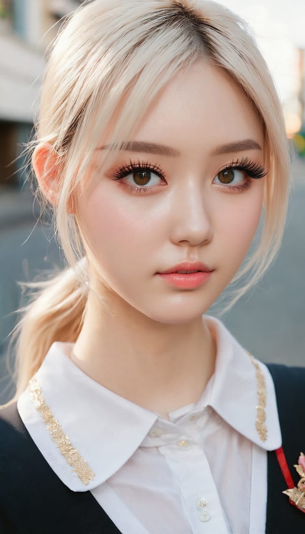 Tags: 21872187, SDXL
{"3": {"inputs": {"seed": 859189877426468, "steps": 32, "cfg": 6.64, "sampler_name": "dpmpp_2m", "scheduler": "karras", "denoise": 1.0, "model": ["27", 0], "positive": ["6", 0], "negative": ["7", 0], "latent_image": ["5", 0]}, "class_type": "KSampler"}, "4": {"inputs": {"ckpt_name": "juggernautxl.safetensors"}, "class_type": "CheckpointLoaderSimple"}, "5": {"inputs": {"width": 768, "height": 1344, "batch_size": 1}, "class_type": "EmptyLatentImage"}, "6": {"inputs": {"text": "25 year old girl, (eyelashes:1.07), (beautiful eyes:0.98), (temptress:1.07), (cute:1.08), (blush:1.00), (seductive facial expression:1.14), (detailed face:0.99), (double eyelids:1.13), (slim:0.99), (idol:0.96), (sexy lips:1.05), (pale skin:1.09), (seductive pose:1.08), (perky ass:1.02), (exposed ass:0.97), (looking back:1.06), (sexy ass:1.07), (thigh gap:1.02), (school uniform:1.08), choker, busy street, (natural looking skin:1.09), (textured skin:1.01), (RAW:1.06), (film:1.00), (skin fuzz:1.02), (detailed skin:1.04), (portra:1.08), (candid cinema:1.06), (soft lighting:1.01)", "clip": ["27", 1]}, "class_type": "CLIPTextEncode"}, "7": {"inputs": {"text": "(watermark:1.14), (twisted:1.07), (low resolution:1.06), (worst quality:1.09), (bad hands:1.14), (distorted:1.05), (open mouth:1.10)", "clip": ["27", 1]}, "class_type": "CLIPTextEncode"}, "8": {"inputs": {"samples": ["3", 0], "vae": ["4", 2]}, "class_type": "VAEDecode"}, "25": {"inputs": {"lora_name": "nudify_xl.safetensors", "strength_model": 0.27, "strength_clip": 0.01, "model": ["4", 0], "clip": ["4", 1]}, "class_type": "LoraLoader"}, "26": {"inputs": {"lora_name": "shirtlift_SDXL_v2.safetensors", "strength_model": 0.02, "strength_clip": 0.08, "model": ["25", 0], "clip": ["25", 1]}, "class_type": "LoraLoader"}, "27": {"inputs": {"lora_name": "PerfectEyesXL.safetensors", "strength_model": 0.01, "strength_clip": 0.17, "model": ["26", 0], "clip": ["26", 1]}, "class_type": "LoraLoader"}, "30": {"inputs": {"model_name": "4x_NMKD-Superscale-SP_178000_G.pth"}, "class_type": "UpscaleModelLoader"}, "31": {"inputs": {"upscale_model": ["30", 0], "image": ["8", 0]}, "class_type": "ImageUpscaleWithModel"}, "32": {"inputs": {"upscale_method": "lanczos", "scale_by": 0.5, "image": ["31", 0]}, "class_type": "ImageScaleBy"}, "33": {"inputs": {"pixels": ["32", 0], "vae": ["4", 2]}, "class_type": "VAEEncode"}, "34": {"inputs": {"seed": 859189877426468, "steps": 32, "cfg": 6.64, "sampler_name": "dpmpp_2m", "scheduler": "karras", "denoise": 0.3, "model": ["27", 0], "positive": ["6", 0], "negative": ["7", 0], "latent_image": ["33", 0]}, "class_type": "KSampler"}, "36": {"inputs": {"samples": ["34", 0], "vae": ["4", 2]}, "class_type": "VAEDecode"}, "39": {"inputs": {"filename_prefix": "comfyapi-1725160764321", "images": ["36", 0]}, "class_type": "SaveImage"}}