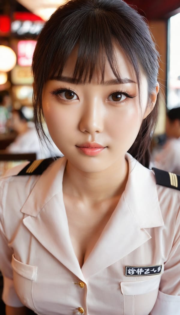 Tags: 21872187, SDXL
{"3": {"inputs": {"seed": 367549303895780, "steps": 32, "cfg": 6.29, "sampler_name": "dpmpp_2m", "scheduler": "karras", "denoise": 1.0, "model": ["27", 0], "positive": ["6", 0], "negative": ["7", 0], "latent_image": ["5", 0]}, "class_type": "KSampler"}, "4": {"inputs": {"ckpt_name": "juggernautxl.safetensors"}, "class_type": "CheckpointLoaderSimple"}, "5": {"inputs": {"width": 768, "height": 1344, "batch_size": 1}, "class_type": "EmptyLatentImage"}, "6": {"inputs": {"text": "25 year old girl, (japanese:0.95), (detailed face:1.04), (sexy lips:1.06), (blush:1.04), (seductive pose:1.09), (double eyelids:1.08), (seductive facial expression:1.05), (slim:0.99), (eyelashes:1.06), (pale skin:0.98), (idol:1.06), (temptress:0.99), (cute:1.10), (beautiful eyes:1.04), (in a seductive pose:1.06), (large perky breasts:1.03), (cleavage:0.97), (thigh gap:1.02), (a waitress in uniform:1.08) working at a restaurant, (film:1.02), (portra:1.02), (soft lighting:1.04), (natural looking skin:1.02), (skin fuzz:1.02), (RAW:1.01), (textured skin:1.09), (detailed skin:1.02), (candid cinema:1.05)", "clip": ["27", 1]}, "class_type": "CLIPTextEncode"}, "7": {"inputs": {"text": "(worst quality:1.12), (open mouth:1.06), (low resolution:1.10), (watermark:1.13), (bad hands:1.08), (twisted:1.07), (distorted:1.08)", "clip": ["27", 1]}, "class_type": "CLIPTextEncode"}, "8": {"inputs": {"samples": ["3", 0], "vae": ["4", 2]}, "class_type": "VAEDecode"}, "25": {"inputs": {"lora_name": "nudify_xl.safetensors", "strength_model": 0.29, "strength_clip": 0.3, "model": ["4", 0], "clip": ["4", 1]}, "class_type": "LoraLoader"}, "26": {"inputs": {"lora_name": "shirtlift_SDXL_v2.safetensors", "strength_model": 0.11, "strength_clip": 0.09, "model": ["25", 0], "clip": ["25", 1]}, "class_type": "LoraLoader"}, "27": {"inputs": {"lora_name": "PerfectEyesXL.safetensors", "strength_model": 0.05, "strength_clip": 0.17, "model": ["26", 0], "clip": ["26", 1]}, "class_type": "LoraLoader"}, "30": {"inputs": {"model_name": "4x_NMKD-Superscale-SP_178000_G.pth"}, "class_type": "UpscaleModelLoader"}, "31": {"inputs": {"upscale_model": ["30", 0], "image": ["8", 0]}, "class_type": "ImageUpscaleWithModel"}, "32": {"inputs": {"upscale_method": "lanczos", "scale_by": 0.5, "image": ["31", 0]}, "class_type": "ImageScaleBy"}, "33": {"inputs": {"pixels": ["32", 0], "vae": ["4", 2]}, "class_type": "VAEEncode"}, "34": {"inputs": {"seed": 367549303895780, "steps": 32, "cfg": 6.29, "sampler_name": "dpmpp_2m", "scheduler": "karras", "denoise": 0.3, "model": ["27", 0], "positive": ["6", 0], "negative": ["7", 0], "latent_image": ["33", 0]}, "class_type": "KSampler"}, "36": {"inputs": {"samples": ["34", 0], "vae": ["4", 2]}, "class_type": "VAEDecode"}, "39": {"inputs": {"filename_prefix": "comfyapi-1732889645103", "images": ["36", 0]}, "class_type": "SaveImage"}}