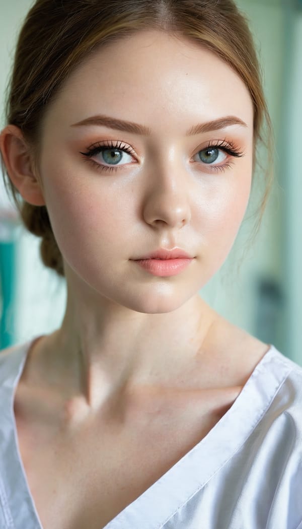 Tags: 21872187, SDXL
{"3": {"inputs": {"seed": 454594248988696, "steps": 32, "cfg": 7.61, "sampler_name": "dpmpp_2m", "scheduler": "karras", "denoise": 1.0, "model": ["27", 0], "positive": ["6", 0], "negative": ["7", 0], "latent_image": ["5", 0]}, "class_type": "KSampler"}, "4": {"inputs": {"ckpt_name": "juggernautxl.safetensors"}, "class_type": "CheckpointLoaderSimple"}, "5": {"inputs": {"width": 768, "height": 1344, "batch_size": 1}, "class_type": "EmptyLatentImage"}, "6": {"inputs": {"text": "24 year old girl, (irish:1.01), (double eyelids:1.05), (seductive pose:0.99), (idol:1.09), (slim:1.07), (sexy lips:1.05), (beautiful eyes:1.02), (seductive facial expression:1.07), (blush:1.09), (cute:0.97), (pale skin:1.12), (temptress:1.13), (eyelashes:1.04), (detailed face:1.09), (perky ass:1.11), (exposed ass:1.00), (looking back:1.11), (sexy ass:0.98), (thigh gap:1.04), (nurse in uniform:1.02) working in a hospital ward, (film:1.07), (soft lighting:1.06), (detailed skin:1.07), (skin fuzz:1.00), (portra:1.04), (RAW:1.09), (natural looking skin:1.09), (candid cinema:1.05), (textured skin:1.00)", "clip": ["27", 1]}, "class_type": "CLIPTextEncode"}, "7": {"inputs": {"text": "(distorted:1.11), (twisted:1.07), (open mouth:1.08), (worst quality:1.10), (watermark:1.12), (bad hands:1.10), (low resolution:1.12)", "clip": ["27", 1]}, "class_type": "CLIPTextEncode"}, "8": {"inputs": {"samples": ["3", 0], "vae": ["4", 2]}, "class_type": "VAEDecode"}, "25": {"inputs": {"lora_name": "nudify_xl.safetensors", "strength_model": 0.07, "strength_clip": 0.06, "model": ["4", 0], "clip": ["4", 1]}, "class_type": "LoraLoader"}, "26": {"inputs": {"lora_name": "shirtlift_SDXL_v2.safetensors", "strength_model": 0.11, "strength_clip": 0.02, "model": ["25", 0], "clip": ["25", 1]}, "class_type": "LoraLoader"}, "27": {"inputs": {"lora_name": "PerfectEyesXL.safetensors", "strength_model": 0.19, "strength_clip": 0.07, "model": ["26", 0], "clip": ["26", 1]}, "class_type": "LoraLoader"}, "30": {"inputs": {"model_name": "4x_NMKD-Superscale-SP_178000_G.pth"}, "class_type": "UpscaleModelLoader"}, "31": {"inputs": {"upscale_model": ["30", 0], "image": ["8", 0]}, "class_type": "ImageUpscaleWithModel"}, "32": {"inputs": {"upscale_method": "lanczos", "scale_by": 0.5, "image": ["31", 0]}, "class_type": "ImageScaleBy"}, "33": {"inputs": {"pixels": ["32", 0], "vae": ["4", 2]}, "class_type": "VAEEncode"}, "34": {"inputs": {"seed": 454594248988696, "steps": 32, "cfg": 7.61, "sampler_name": "dpmpp_2m", "scheduler": "karras", "denoise": 0.3, "model": ["27", 0], "positive": ["6", 0], "negative": ["7", 0], "latent_image": ["33", 0]}, "class_type": "KSampler"}, "36": {"inputs": {"samples": ["34", 0], "vae": ["4", 2]}, "class_type": "VAEDecode"}, "39": {"inputs": {"filename_prefix": "comfyapi-1725398016083", "images": ["36", 0]}, "class_type": "SaveImage"}}