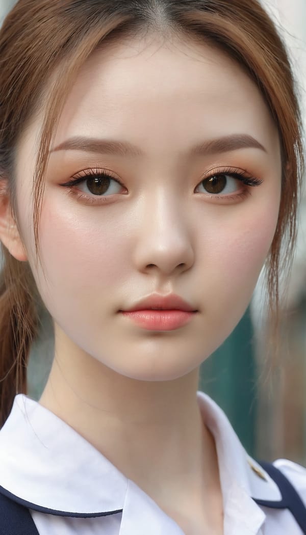 Tags: 21872187, SDXL
{"3": {"inputs": {"seed": 202334547470730, "steps": 32, "cfg": 6.73, "sampler_name": "dpmpp_2m", "scheduler": "karras", "denoise": 1.0, "model": ["27", 0], "positive": ["6", 0], "negative": ["7", 0], "latent_image": ["5", 0]}, "class_type": "KSampler"}, "4": {"inputs": {"ckpt_name": "juggernautxl.safetensors"}, "class_type": "CheckpointLoaderSimple"}, "5": {"inputs": {"width": 768, "height": 1344, "batch_size": 1}, "class_type": "EmptyLatentImage"}, "6": {"inputs": {"text": "18 year old girl, (russian:1.00), (irish:1.01), (korean:1.13), (detailed face:1.02), (double eyelids:1.09), (slim:1.01), (eyelashes:1.06), (sexy lips:1.14), (seductive pose:1.05), (cute:1.14), (seductive facial expression:1.11), (temptress:1.03), (pale skin:1.12), (beautiful eyes:0.96), (blush:1.14), (in a seductive pose:1.02), (large perky breasts:1.03), (cleavage:1.04), (thigh gap:1.08), (school uniform:1.00), choker, busy street, (candid cinema:1.02), (soft lighting:1.05), (natural looking skin:1.04), (detailed skin:1.09), (film:1.04), (textured skin:1.01), (portra:1.09), (RAW:1.02), (skin fuzz:1.05)", "clip": ["27", 1]}, "class_type": "CLIPTextEncode"}, "7": {"inputs": {"text": "(worst quality:1.11), (distorted:1.14), (twisted:1.06), (open mouth:1.06), (watermark:1.09), (low resolution:1.14), (bad hands:1.10)", "clip": ["27", 1]}, "class_type": "CLIPTextEncode"}, "8": {"inputs": {"samples": ["3", 0], "vae": ["4", 2]}, "class_type": "VAEDecode"}, "25": {"inputs": {"lora_name": "nudify_xl.safetensors", "strength_model": 0.27, "strength_clip": 0.34, "model": ["4", 0], "clip": ["4", 1]}, "class_type": "LoraLoader"}, "26": {"inputs": {"lora_name": "shirtlift_SDXL_v2.safetensors", "strength_model": 0.19, "strength_clip": 0.04, "model": ["25", 0], "clip": ["25", 1]}, "class_type": "LoraLoader"}, "27": {"inputs": {"lora_name": "PerfectEyesXL.safetensors", "strength_model": 0.11, "strength_clip": 0.09, "model": ["26", 0], "clip": ["26", 1]}, "class_type": "LoraLoader"}, "30": {"inputs": {"model_name": "4x_NMKD-Superscale-SP_178000_G.pth"}, "class_type": "UpscaleModelLoader"}, "31": {"inputs": {"upscale_model": ["30", 0], "image": ["8", 0]}, "class_type": "ImageUpscaleWithModel"}, "32": {"inputs": {"upscale_method": "lanczos", "scale_by": 0.5, "image": ["31", 0]}, "class_type": "ImageScaleBy"}, "33": {"inputs": {"pixels": ["32", 0], "vae": ["4", 2]}, "class_type": "VAEEncode"}, "34": {"inputs": {"seed": 202334547470730, "steps": 32, "cfg": 6.73, "sampler_name": "dpmpp_2m", "scheduler": "karras", "denoise": 0.3, "model": ["27", 0], "positive": ["6", 0], "negative": ["7", 0], "latent_image": ["33", 0]}, "class_type": "KSampler"}, "36": {"inputs": {"samples": ["34", 0], "vae": ["4", 2]}, "class_type": "VAEDecode"}, "39": {"inputs": {"filename_prefix": "comfyapi-1726974817343", "images": ["36", 0]}, "class_type": "SaveImage"}}