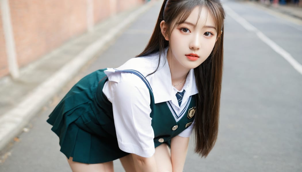 Tags: 21872187, SDXL
{"3": {"inputs": {"seed": 977603363046122, "steps": 32, "cfg": 5.98, "sampler_name": "dpmpp_2m", "scheduler": "karras", "denoise": 1.0, "model": ["27", 0], "positive": ["6", 0], "negative": ["7", 0], "latent_image": ["5", 0]}, "class_type": "KSampler"}, "4": {"inputs": {"ckpt_name": "leosamsHelloworldSDXL_helloworldSDXL32DPO.safetensors"}, "class_type": "CheckpointLoaderSimple"}, "5": {"inputs": {"width": 1344, "height": 768, "batch_size": 1}, "class_type": "EmptyLatentImage"}, "6": {"inputs": {"text": "18 year old girl, (chinese:1.11), (korean:1.10), (japanese:0.95), (idol:1.10), (beautiful eyes:1.14), (temptress:1.05), (detailed face:1.06), (sexy lips:1.00), (double eyelids:1.13), (seductive facial expression:0.98), (cute:1.03), (seductive pose:1.12), (blush:0.95), (pale skin:1.05), (perky ass:1.11), (exposed ass:1.07), (looking back:1.01), (sexy ass:1.05), (thigh gap:1.04), (school uniform:1.09), choker, busy street, (soft lighting:1.02), (natural looking skin:1.06), (skin fuzz:1.09), (candid cinema:1.03), (textured skin:1.04), (film:1.09), (detailed skin:1.05), (portra:1.04), (RAW:1.03)", "clip": ["27", 1]}, "class_type": "CLIPTextEncode"}, "7": {"inputs": {"text": "(watermark:1.12), (bad hands:1.10), (distorted:1.10), (low resolution:1.11), (open mouth:1.12), (worst quality:1.08), (twisted:1.07)", "clip": ["27", 1]}, "class_type": "CLIPTextEncode"}, "8": {"inputs": {"samples": ["3", 0], "vae": ["4", 2]}, "class_type": "VAEDecode"}, "25": {"inputs": {"lora_name": "nudify_xl.safetensors", "strength_model": 0.01, "strength_clip": 0.26, "model": ["4", 0], "clip": ["4", 1]}, "class_type": "LoraLoader"}, "26": {"inputs": {"lora_name": "shirtlift_SDXL_v2.safetensors", "strength_model": 0.1, "strength_clip": 0.14, "model": ["25", 0], "clip": ["25", 1]}, "class_type": "LoraLoader"}, "27": {"inputs": {"lora_name": "PerfectEyesXL.safetensors", "strength_model": 0.17, "strength_clip": 0.04, "model": ["26", 0], "clip": ["26", 1]}, "class_type": "LoraLoader"}, "30": {"inputs": {"model_name": "4x_NMKD-Superscale-SP_178000_G.pth"}, "class_type": "UpscaleModelLoader"}, "31": {"inputs": {"upscale_model": ["30", 0], "image": ["8", 0]}, "class_type": "ImageUpscaleWithModel"}, "32": {"inputs": {"upscale_method": "lanczos", "scale_by": 0.5, "image": ["31", 0]}, "class_type": "ImageScaleBy"}, "33": {"inputs": {"pixels": ["32", 0], "vae": ["4", 2]}, "class_type": "VAEEncode"}, "34": {"inputs": {"seed": 977603363046122, "steps": 32, "cfg": 5.98, "sampler_name": "dpmpp_2m", "scheduler": "karras", "denoise": 0.3, "model": ["27", 0], "positive": ["6", 0], "negative": ["7", 0], "latent_image": ["33", 0]}, "class_type": "KSampler"}, "36": {"inputs": {"samples": ["34", 0], "vae": ["4", 2]}, "class_type": "VAEDecode"}, "39": {"inputs": {"filename_prefix": "comfyapi-1707579669115", "images": ["36", 0]}, "class_type": "SaveImage"}}