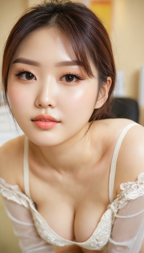 Tags: 21872187, SDXL
{"3": {"inputs": {"seed": 924301060541259, "steps": 64, "cfg": 5.08, "sampler_name": "dpmpp_2m", "scheduler": "karras", "denoise": 1.0, "model": ["27", 0], "positive": ["6", 0], "negative": ["7", 0], "latent_image": ["5", 0]}, "class_type": "KSampler"}, "4": {"inputs": {"ckpt_name": "juggernautxl.safetensors"}, "class_type": "CheckpointLoaderSimple"}, "5": {"inputs": {"width": 768, "height": 1344, "batch_size": 1}, "class_type": "EmptyLatentImage"}, "6": {"inputs": {"text": "24 year old girl, (taiwanese:0.97), (sexy lips:0.99), (eyelashes:1.14), (blush:1.01), (slim:1.14), (temptress:1.01), (cute:1.00), (beautiful eyes:1.03), (seductive facial expression:1.10), (seductive pose:0.96), (idol:1.08), (pale skin:0.98), (double eyelids:1.00), (detailed face:1.14), (on all fours:1.14), (spreading ass cheeks:0.95), (from behind:1.01), (backboob:1.13), (an office lady:1.03), (RAW:1.07), (skin fuzz:1.04), (textured skin:1.00), (detailed skin:1.05), (natural looking skin:1.08), (soft lighting:1.01), (candid cinema:1.06), (film:1.03), (portra:1.04)", "clip": ["27", 1]}, "class_type": "CLIPTextEncode"}, "7": {"inputs": {"text": "(distorted:1.08), (watermark:1.13), (low resolution:1.05), (worst quality:1.13), (twisted:1.05), (open mouth:1.08), (bad hands:1.11)", "clip": ["27", 1]}, "class_type": "CLIPTextEncode"}, "8": {"inputs": {"samples": ["3", 0], "vae": ["4", 2]}, "class_type": "VAEDecode"}, "25": {"inputs": {"lora_name": "nudify_xl.safetensors", "strength_model": 0.32, "strength_clip": 0.18, "model": ["4", 0], "clip": ["4", 1]}, "class_type": "LoraLoader"}, "26": {"inputs": {"lora_name": "shirtlift_SDXL_v2.safetensors", "strength_model": 0.13, "strength_clip": 0.01, "model": ["25", 0], "clip": ["25", 1]}, "class_type": "LoraLoader"}, "27": {"inputs": {"lora_name": "PerfectEyesXL.safetensors", "strength_model": 0.13, "strength_clip": 0.15, "model": ["26", 0], "clip": ["26", 1]}, "class_type": "LoraLoader"}, "30": {"inputs": {"model_name": "4x_NMKD-Superscale-SP_178000_G.pth"}, "class_type": "UpscaleModelLoader"}, "31": {"inputs": {"upscale_model": ["30", 0], "image": ["8", 0]}, "class_type": "ImageUpscaleWithModel"}, "32": {"inputs": {"upscale_method": "lanczos", "scale_by": 0.5, "image": ["31", 0]}, "class_type": "ImageScaleBy"}, "33": {"inputs": {"pixels": ["32", 0], "vae": ["4", 2]}, "class_type": "VAEEncode"}, "34": {"inputs": {"seed": 924301060541259, "steps": 64, "cfg": 5.08, "sampler_name": "dpmpp_2m", "scheduler": "karras", "denoise": 0.3, "model": ["27", 0], "positive": ["6", 0], "negative": ["7", 0], "latent_image": ["33", 0]}, "class_type": "KSampler"}, "36": {"inputs": {"samples": ["34", 0], "vae": ["4", 2]}, "class_type": "VAEDecode"}, "39": {"inputs": {"filename_prefix": "comfyapi-1732674486509", "images": ["36", 0]}, "class_type": "SaveImage"}}