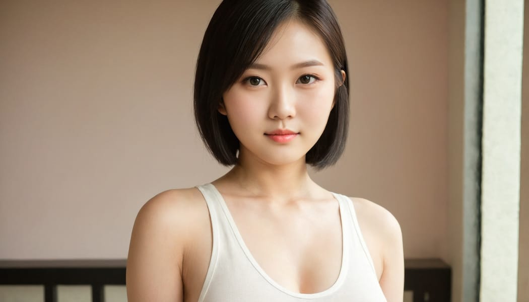 Tags: 21872187, SDXL
{"3": {"inputs": {"seed": 457524606891365, "steps": 64, "cfg": 5.16, "sampler_name": "dpmpp_2m", "scheduler": "karras", "denoise": 1.0, "model": ["27", 0], "positive": ["6", 0], "negative": ["7", 0], "latent_image": ["5", 0]}, "class_type": "KSampler"}, "4": {"inputs": {"ckpt_name": "juggernautXL_v8Rundiffusion.safetensors"}, "class_type": "CheckpointLoaderSimple"}, "5": {"inputs": {"width": 1344, "height": 768, "batch_size": 1}, "class_type": "EmptyLatentImage"}, "6": {"inputs": {"text": "19 year old girl, (taiwanese:0.98), (beautiful eyes:1.14), (idol:1.12), (sexy lips:1.14), (temptress:0.97), (pale skin:0.99), (blush:1.06), (seductive facial expression:1.07), (slim:1.03), (seductive pose:1.13), (cute:1.14), (eyelashes:1.08), (double eyelids:0.99), (in a seductive pose:1.11), (large perky breasts:0.96), (cleavage:0.95), (thigh gap:1.06), (white tanktop:0.95), busy street, (candid cinema:1.08), (film:1.00), (natural looking skin:1.02), (skin fuzz:1.02), (RAW:1.09), (textured skin:1.02), (portra:1.03), (soft lighting:1.02), (detailed skin:1.06)", "clip": ["27", 1]}, "class_type": "CLIPTextEncode"}, "7": {"inputs": {"text": "(distorted:1.07), (watermark:1.12), (open mouth:1.10), (bad hands:1.08), (worst quality:1.07), (twisted:1.11), (low resolution:1.06)", "clip": ["27", 1]}, "class_type": "CLIPTextEncode"}, "8": {"inputs": {"samples": ["3", 0], "vae": ["4", 2]}, "class_type": "VAEDecode"}, "25": {"inputs": {"lora_name": "nudify_xl.safetensors", "strength_model": 0.29, "strength_clip": 0.15, "model": ["4", 0], "clip": ["4", 1]}, "class_type": "LoraLoader"}, "26": {"inputs": {"lora_name": "shirtlift_SDXL_v2.safetensors", "strength_model": 0.05, "strength_clip": 0.0, "model": ["25", 0], "clip": ["25", 1]}, "class_type": "LoraLoader"}, "27": {"inputs": {"lora_name": "PerfectEyesXL.safetensors", "strength_model": 0.0, "strength_clip": 0.02, "model": ["26", 0], "clip": ["26", 1]}, "class_type": "LoraLoader"}, "30": {"inputs": {"model_name": "4x_NMKD-Superscale-SP_178000_G.pth"}, "class_type": "UpscaleModelLoader"}, "31": {"inputs": {"upscale_model": ["30", 0], "image": ["8", 0]}, "class_type": "ImageUpscaleWithModel"}, "32": {"inputs": {"upscale_method": "lanczos", "scale_by": 0.5, "image": ["31", 0]}, "class_type": "ImageScaleBy"}, "33": {"inputs": {"pixels": ["32", 0], "vae": ["4", 2]}, "class_type": "VAEEncode"}, "34": {"inputs": {"seed": 457524606891365, "steps": 64, "cfg": 5.16, "sampler_name": "dpmpp_2m", "scheduler": "karras", "denoise": 0.3, "model": ["27", 0], "positive": ["6", 0], "negative": ["7", 0], "latent_image": ["33", 0]}, "class_type": "KSampler"}, "36": {"inputs": {"samples": ["34", 0], "vae": ["4", 2]}, "class_type": "VAEDecode"}, "39": {"inputs": {"filename_prefix": "comfyapi-1707675971840", "images": ["36", 0]}, "class_type": "SaveImage"}}