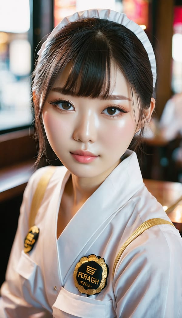 Tags: 21872187, SDXL
{"3": {"inputs": {"seed": 899738572152768, "steps": 64, "cfg": 7.52, "sampler_name": "dpmpp_2m", "scheduler": "karras", "denoise": 1.0, "model": ["27", 0], "positive": ["6", 0], "negative": ["7", 0], "latent_image": ["5", 0]}, "class_type": "KSampler"}, "4": {"inputs": {"ckpt_name": "juggernautxl.safetensors"}, "class_type": "CheckpointLoaderSimple"}, "5": {"inputs": {"width": 768, "height": 1344, "batch_size": 1}, "class_type": "EmptyLatentImage"}, "6": {"inputs": {"text": "20 year old girl, (japanese:1.14), (korean:1.09), (detailed face:1.04), (pale skin:1.11), (idol:1.13), (beautiful eyes:0.97), (sexy lips:1.06), (blush:1.09), (double eyelids:1.06), (seductive facial expression:0.98), (seductive pose:1.04), (cute:1.11), (eyelashes:1.14), (slim:1.00), (in a seductive pose:1.00), (large perky breasts:1.02), (cleavage:1.09), (thigh gap:1.06), (a waitress in uniform:1.08) working at a restaurant, (detailed skin:1.06), (candid cinema:1.04), (textured skin:1.03), (skin fuzz:1.00), (film:1.07), (portra:1.03), (RAW:1.00), (natural looking skin:1.07), (soft lighting:1.01)", "clip": ["27", 1]}, "class_type": "CLIPTextEncode"}, "7": {"inputs": {"text": "(twisted:1.11), (watermark:1.06), (low resolution:1.05), (worst quality:1.05), (distorted:1.13), (bad hands:1.11), (open mouth:1.14)", "clip": ["27", 1]}, "class_type": "CLIPTextEncode"}, "8": {"inputs": {"samples": ["3", 0], "vae": ["4", 2]}, "class_type": "VAEDecode"}, "25": {"inputs": {"lora_name": "nudify_xl.safetensors", "strength_model": 0.02, "strength_clip": 0.0, "model": ["4", 0], "clip": ["4", 1]}, "class_type": "LoraLoader"}, "26": {"inputs": {"lora_name": "shirtlift_SDXL_v2.safetensors", "strength_model": 0.01, "strength_clip": 0.03, "model": ["25", 0], "clip": ["25", 1]}, "class_type": "LoraLoader"}, "27": {"inputs": {"lora_name": "PerfectEyesXL.safetensors", "strength_model": 0.0, "strength_clip": 0.11, "model": ["26", 0], "clip": ["26", 1]}, "class_type": "LoraLoader"}, "30": {"inputs": {"model_name": "4x_NMKD-Superscale-SP_178000_G.pth"}, "class_type": "UpscaleModelLoader"}, "31": {"inputs": {"upscale_model": ["30", 0], "image": ["8", 0]}, "class_type": "ImageUpscaleWithModel"}, "32": {"inputs": {"upscale_method": "lanczos", "scale_by": 0.5, "image": ["31", 0]}, "class_type": "ImageScaleBy"}, "33": {"inputs": {"pixels": ["32", 0], "vae": ["4", 2]}, "class_type": "VAEEncode"}, "34": {"inputs": {"seed": 899738572152768, "steps": 64, "cfg": 7.52, "sampler_name": "dpmpp_2m", "scheduler": "karras", "denoise": 0.3, "model": ["27", 0], "positive": ["6", 0], "negative": ["7", 0], "latent_image": ["33", 0]}, "class_type": "KSampler"}, "36": {"inputs": {"samples": ["34", 0], "vae": ["4", 2]}, "class_type": "VAEDecode"}, "39": {"inputs": {"filename_prefix": "comfyapi-1713942633707", "images": ["36", 0]}, "class_type": "SaveImage"}}