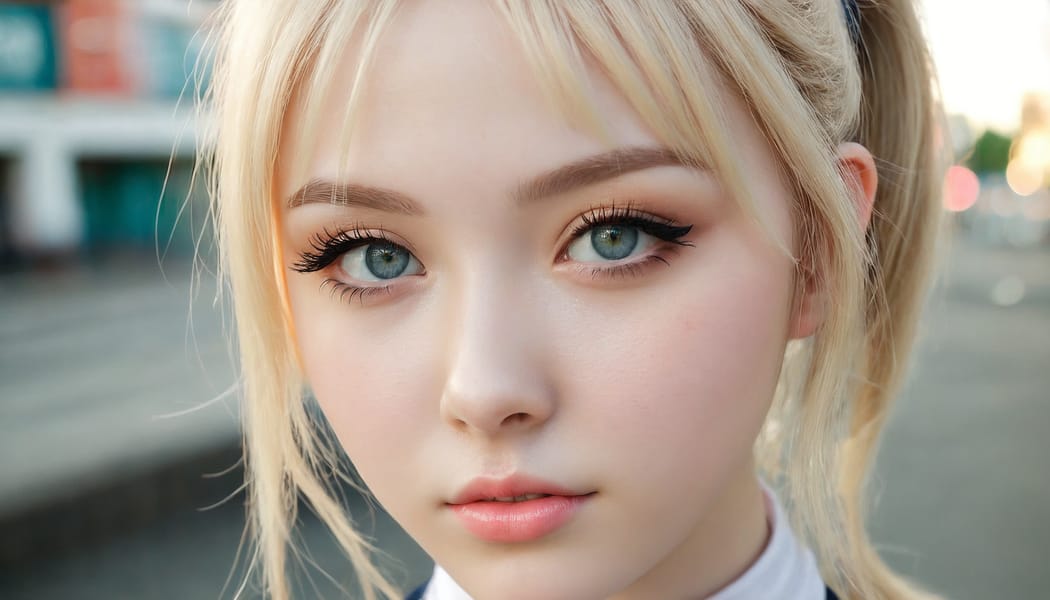 Tags: 21872187, SDXL
{"3": {"inputs": {"seed": 475679752665354, "steps": 64, "cfg": 5.35, "sampler_name": "dpmpp_2m", "scheduler": "karras", "denoise": 1.0, "model": ["27", 0], "positive": ["6", 0], "negative": ["7", 0], "latent_image": ["5", 0]}, "class_type": "KSampler"}, "4": {"inputs": {"ckpt_name": "juggernautxl.safetensors"}, "class_type": "CheckpointLoaderSimple"}, "5": {"inputs": {"width": 1344, "height": 768, "batch_size": 1}, "class_type": "EmptyLatentImage"}, "6": {"inputs": {"text": "22 year old girl, (beautiful eyes:1.11), (detailed face:1.04), (pale skin:1.06), (temptress:1.07), (slim:1.02), (seductive pose:1.01), (double eyelids:1.11), (idol:1.02), (cute:1.14), (blush:1.14), (eyelashes:1.04), (seductive facial expression:0.98), (sexy lips:1.01), (on all fours:1.00), (spreading ass cheeks:0.98), (from behind:1.03), (backboob:1.12), (school uniform:1.00), choker, busy street, (detailed skin:1.02), (textured skin:1.06), (skin fuzz:1.06), (natural looking skin:1.03), (film:1.03), (RAW:1.05), (candid cinema:1.07), (soft lighting:1.03), (portra:1.05)", "clip": ["27", 1]}, "class_type": "CLIPTextEncode"}, "7": {"inputs": {"text": "(distorted:1.05), (bad hands:1.13), (twisted:1.05), (open mouth:1.05), (worst quality:1.09), (low resolution:1.07), (watermark:1.08)", "clip": ["27", 1]}, "class_type": "CLIPTextEncode"}, "8": {"inputs": {"samples": ["3", 0], "vae": ["4", 2]}, "class_type": "VAEDecode"}, "25": {"inputs": {"lora_name": "nudify_xl.safetensors", "strength_model": 0.16, "strength_clip": 0.05, "model": ["4", 0], "clip": ["4", 1]}, "class_type": "LoraLoader"}, "26": {"inputs": {"lora_name": "shirtlift_SDXL_v2.safetensors", "strength_model": 0.19, "strength_clip": 0.13, "model": ["25", 0], "clip": ["25", 1]}, "class_type": "LoraLoader"}, "27": {"inputs": {"lora_name": "PerfectEyesXL.safetensors", "strength_model": 0.14, "strength_clip": 0.15, "model": ["26", 0], "clip": ["26", 1]}, "class_type": "LoraLoader"}, "30": {"inputs": {"model_name": "4x_NMKD-Superscale-SP_178000_G.pth"}, "class_type": "UpscaleModelLoader"}, "31": {"inputs": {"upscale_model": ["30", 0], "image": ["8", 0]}, "class_type": "ImageUpscaleWithModel"}, "32": {"inputs": {"upscale_method": "lanczos", "scale_by": 0.5, "image": ["31", 0]}, "class_type": "ImageScaleBy"}, "33": {"inputs": {"pixels": ["32", 0], "vae": ["4", 2]}, "class_type": "VAEEncode"}, "34": {"inputs": {"seed": 475679752665354, "steps": 64, "cfg": 5.35, "sampler_name": "dpmpp_2m", "scheduler": "karras", "denoise": 0.3, "model": ["27", 0], "positive": ["6", 0], "negative": ["7", 0], "latent_image": ["33", 0]}, "class_type": "KSampler"}, "36": {"inputs": {"samples": ["34", 0], "vae": ["4", 2]}, "class_type": "VAEDecode"}, "39": {"inputs": {"filename_prefix": "comfyapi-1718470813541", "images": ["36", 0]}, "class_type": "SaveImage"}}