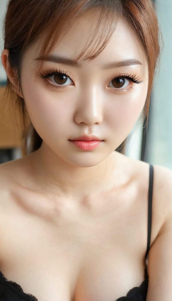 Tags: 21872187, SDXL
{"3": {"inputs": {"seed": 178245104845767, "steps": 64, "cfg": 5.99, "sampler_name": "dpmpp_2m", "scheduler": "karras", "denoise": 1.0, "model": ["27", 0], "positive": ["6", 0], "negative": ["7", 0], "latent_image": ["5", 0]}, "class_type": "KSampler"}, "4": {"inputs": {"ckpt_name": "juggernautxl.safetensors"}, "class_type": "CheckpointLoaderSimple"}, "5": {"inputs": {"width": 768, "height": 1344, "batch_size": 1}, "class_type": "EmptyLatentImage"}, "6": {"inputs": {"text": "22 year old girl, (korean:0.99), (japanese:1.04), (chinese:0.96), (irish:1.12), (taiwanese:1.00), (eyelashes:1.14), (blush:1.01), (cute:0.96), (seductive facial expression:1.00), (idol:0.99), (double eyelids:1.13), (temptress:1.10), (beautiful eyes:1.03), (slim:0.97), (sexy lips:1.05), (pale skin:1.11), (detailed face:1.07), (perky ass:1.01), (exposed ass:1.02), (looking back:1.09), (sexy ass:0.99), (thigh gap:0.95), (an office lady:1.04), (candid cinema:1.04), (textured skin:1.06), (detailed skin:1.07), (natural looking skin:1.06), (film:1.00), (portra:1.09), (RAW:1.08), (skin fuzz:1.02), (soft lighting:1.05)", "clip": ["27", 1]}, "class_type": "CLIPTextEncode"}, "7": {"inputs": {"text": "(distorted:1.14), (low resolution:1.11), (bad hands:1.05), (worst quality:1.06), (watermark:1.14), (open mouth:1.14), (twisted:1.05)", "clip": ["27", 1]}, "class_type": "CLIPTextEncode"}, "8": {"inputs": {"samples": ["3", 0], "vae": ["4", 2]}, "class_type": "VAEDecode"}, "25": {"inputs": {"lora_name": "nudify_xl.safetensors", "strength_model": 0.34, "strength_clip": 0.27, "model": ["4", 0], "clip": ["4", 1]}, "class_type": "LoraLoader"}, "26": {"inputs": {"lora_name": "shirtlift_SDXL_v2.safetensors", "strength_model": 0.02, "strength_clip": 0.01, "model": ["25", 0], "clip": ["25", 1]}, "class_type": "LoraLoader"}, "27": {"inputs": {"lora_name": "PerfectEyesXL.safetensors", "strength_model": 0.11, "strength_clip": 0.01, "model": ["26", 0], "clip": ["26", 1]}, "class_type": "LoraLoader"}, "30": {"inputs": {"model_name": "4x_NMKD-Superscale-SP_178000_G.pth"}, "class_type": "UpscaleModelLoader"}, "31": {"inputs": {"upscale_model": ["30", 0], "image": ["8", 0]}, "class_type": "ImageUpscaleWithModel"}, "32": {"inputs": {"upscale_method": "lanczos", "scale_by": 0.5, "image": ["31", 0]}, "class_type": "ImageScaleBy"}, "33": {"inputs": {"pixels": ["32", 0], "vae": ["4", 2]}, "class_type": "VAEEncode"}, "34": {"inputs": {"seed": 178245104845767, "steps": 64, "cfg": 5.99, "sampler_name": "dpmpp_2m", "scheduler": "karras", "denoise": 0.3, "model": ["27", 0], "positive": ["6", 0], "negative": ["7", 0], "latent_image": ["33", 0]}, "class_type": "KSampler"}, "36": {"inputs": {"samples": ["34", 0], "vae": ["4", 2]}, "class_type": "VAEDecode"}, "39": {"inputs": {"filename_prefix": "comfyapi-1714105754310", "images": ["36", 0]}, "class_type": "SaveImage"}}