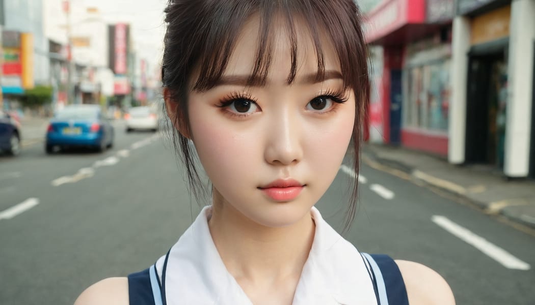 Tags: 21872187, SDXL
{"3": {"inputs": {"seed": 852816293861941, "steps": 32, "cfg": 7.02, "sampler_name": "dpmpp_2m", "scheduler": "karras", "denoise": 1.0, "model": ["27", 0], "positive": ["6", 0], "negative": ["7", 0], "latent_image": ["5", 0]}, "class_type": "KSampler"}, "4": {"inputs": {"ckpt_name": "juggernautxl.safetensors"}, "class_type": "CheckpointLoaderSimple"}, "5": {"inputs": {"width": 1344, "height": 768, "batch_size": 1}, "class_type": "EmptyLatentImage"}, "6": {"inputs": {"text": "27 year old girl, (irish:1.13), (korean:1.01), (detailed face:1.00), (eyelashes:1.13), (blush:1.10), (idol:1.07), (sexy lips:1.14), (cute:1.09), (pale skin:1.08), (slim:1.03), (temptress:1.07), (beautiful eyes:1.07), (seductive facial expression:1.08), (seductive pose:0.99), (double eyelids:1.07), (in a seductive pose:1.02), (large perky breasts:1.08), (cleavage:1.09), (thigh gap:1.01), (school uniform:1.00), choker, busy street, (natural looking skin:1.09), (candid cinema:1.05), (skin fuzz:1.05), (portra:1.07), (soft lighting:1.05), (RAW:1.06), (film:1.06), (textured skin:1.00), (detailed skin:1.06)", "clip": ["27", 1]}, "class_type": "CLIPTextEncode"}, "7": {"inputs": {"text": "(low resolution:1.08), (distorted:1.10), (twisted:1.12), (worst quality:1.10), (watermark:1.08), (bad hands:1.11), (open mouth:1.12)", "clip": ["27", 1]}, "class_type": "CLIPTextEncode"}, "8": {"inputs": {"samples": ["3", 0], "vae": ["4", 2]}, "class_type": "VAEDecode"}, "25": {"inputs": {"lora_name": "nudify_xl.safetensors", "strength_model": 0.14, "strength_clip": 0.24, "model": ["4", 0], "clip": ["4", 1]}, "class_type": "LoraLoader"}, "26": {"inputs": {"lora_name": "shirtlift_SDXL_v2.safetensors", "strength_model": 0.09, "strength_clip": 0.09, "model": ["25", 0], "clip": ["25", 1]}, "class_type": "LoraLoader"}, "27": {"inputs": {"lora_name": "PerfectEyesXL.safetensors", "strength_model": 0.04, "strength_clip": 0.04, "model": ["26", 0], "clip": ["26", 1]}, "class_type": "LoraLoader"}, "30": {"inputs": {"model_name": "4x_NMKD-Superscale-SP_178000_G.pth"}, "class_type": "UpscaleModelLoader"}, "31": {"inputs": {"upscale_model": ["30", 0], "image": ["8", 0]}, "class_type": "ImageUpscaleWithModel"}, "32": {"inputs": {"upscale_method": "lanczos", "scale_by": 0.5, "image": ["31", 0]}, "class_type": "ImageScaleBy"}, "33": {"inputs": {"pixels": ["32", 0], "vae": ["4", 2]}, "class_type": "VAEEncode"}, "34": {"inputs": {"seed": 852816293861941, "steps": 32, "cfg": 7.02, "sampler_name": "dpmpp_2m", "scheduler": "karras", "denoise": 0.3, "model": ["27", 0], "positive": ["6", 0], "negative": ["7", 0], "latent_image": ["33", 0]}, "class_type": "KSampler"}, "36": {"inputs": {"samples": ["34", 0], "vae": ["4", 2]}, "class_type": "VAEDecode"}, "39": {"inputs": {"filename_prefix": "comfyapi-1731755770155", "images": ["36", 0]}, "class_type": "SaveImage"}}