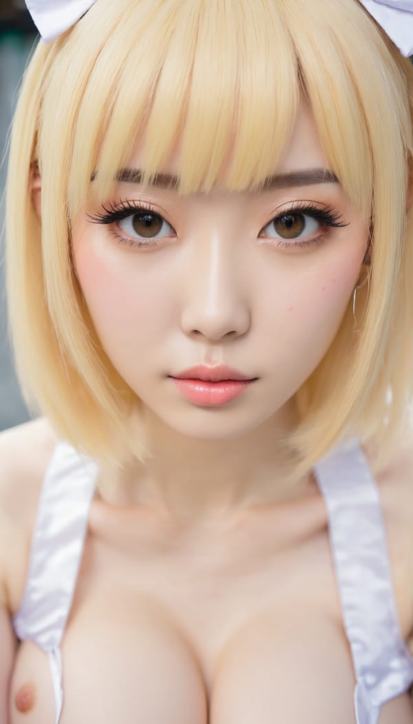 Tags: 21872187, SDXL
{"3": {"inputs": {"seed": 738373000485728, "steps": 32, "cfg": 6.21, "sampler_name": "dpmpp_2m", "scheduler": "karras", "denoise": 1.0, "model": ["27", 0], "positive": ["6", 0], "negative": ["7", 0], "latent_image": ["5", 0]}, "class_type": "KSampler"}, "4": {"inputs": {"ckpt_name": "juggernautxl.safetensors"}, "class_type": "CheckpointLoaderSimple"}, "5": {"inputs": {"width": 768, "height": 1344, "batch_size": 1}, "class_type": "EmptyLatentImage"}, "6": {"inputs": {"text": "28 year old girl, (chinese:0.98), (irish:1.02), (blush:0.97), (pale skin:1.03), (idol:1.03), (sexy lips:1.14), (cute:1.03), (double eyelids:0.99), (seductive facial expression:1.13), (detailed face:1.07), (seductive pose:1.06), (slim:0.96), (temptress:1.03), (beautiful eyes:0.95), (eyelashes:1.04), (in a seductive pose:1.13), (large perky breasts:1.02), (cleavage:1.02), (thigh gap:1.11), (in a cosplay:1.09) at comiket posing for camera, (film:1.05), (skin fuzz:1.05), (natural looking skin:1.02), (portra:1.06), (detailed skin:1.06), (candid cinema:1.05), (textured skin:1.04), (RAW:1.07), (soft lighting:1.06)", "clip": ["27", 1]}, "class_type": "CLIPTextEncode"}, "7": {"inputs": {"text": "(open mouth:1.13), (watermark:1.06), (low resolution:1.12), (twisted:1.12), (bad hands:1.07), (worst quality:1.11), (distorted:1.12)", "clip": ["27", 1]}, "class_type": "CLIPTextEncode"}, "8": {"inputs": {"samples": ["3", 0], "vae": ["4", 2]}, "class_type": "VAEDecode"}, "25": {"inputs": {"lora_name": "nudify_xl.safetensors", "strength_model": 0.19, "strength_clip": 0.12, "model": ["4", 0], "clip": ["4", 1]}, "class_type": "LoraLoader"}, "26": {"inputs": {"lora_name": "shirtlift_SDXL_v2.safetensors", "strength_model": 0.09, "strength_clip": 0.01, "model": ["25", 0], "clip": ["25", 1]}, "class_type": "LoraLoader"}, "27": {"inputs": {"lora_name": "PerfectEyesXL.safetensors", "strength_model": 0.19, "strength_clip": 0.18, "model": ["26", 0], "clip": ["26", 1]}, "class_type": "LoraLoader"}, "30": {"inputs": {"model_name": "4x_NMKD-Superscale-SP_178000_G.pth"}, "class_type": "UpscaleModelLoader"}, "31": {"inputs": {"upscale_model": ["30", 0], "image": ["8", 0]}, "class_type": "ImageUpscaleWithModel"}, "32": {"inputs": {"upscale_method": "lanczos", "scale_by": 0.5, "image": ["31", 0]}, "class_type": "ImageScaleBy"}, "33": {"inputs": {"pixels": ["32", 0], "vae": ["4", 2]}, "class_type": "VAEEncode"}, "34": {"inputs": {"seed": 738373000485728, "steps": 32, "cfg": 6.21, "sampler_name": "dpmpp_2m", "scheduler": "karras", "denoise": 0.3, "model": ["27", 0], "positive": ["6", 0], "negative": ["7", 0], "latent_image": ["33", 0]}, "class_type": "KSampler"}, "36": {"inputs": {"samples": ["34", 0], "vae": ["4", 2]}, "class_type": "VAEDecode"}, "39": {"inputs": {"filename_prefix": "comfyapi-1715918889024", "images": ["36", 0]}, "class_type": "SaveImage"}}