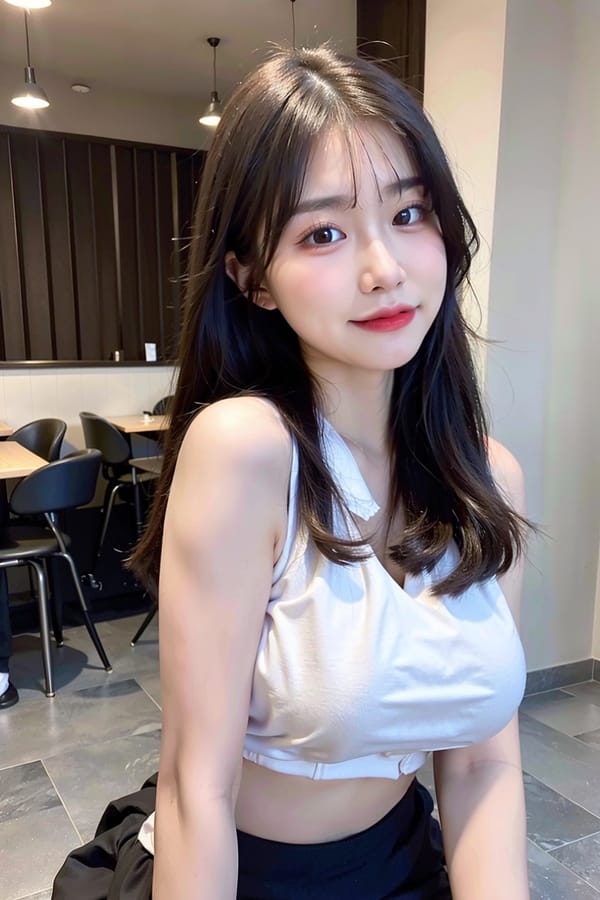 Tags: 21872187
<lora:mix4:0.52>, <lora:JapaneseDollLikeness_v15:0.45>, <lora:koreanDollLikeness:0.41>, <lora:taiwanDollLikeness_v20:0.44>, (ukrainian:0.97), (waitress wearing uniform:1.13), restaurant, (on all fours:1.11), spreading ass cheeks, (from behind:0.93), <lora:fixStandingDoggyStyle:0.22>, backboob, <lora:Addams:0.32>, extremely detailed eyes, extremely detailed face, (photorealistic:1.07), sexy lips, double eyelids, eyelashes, pale skin, perky breasts, full body portrait, textured skin, sharp, hyper realistic, (thigh gap:0.94), blush, solo, (stunningly attractive:1.01)
Negative prompt: drawings, sketches, paintings, anime, black and white, (worst quality:2.11)
Steps: 48, Sampler: DPM++ 2M Karras, CFG scale: 6.49, Seed: 2021998965, Size: 512x768, Model hash: fc2511737a, Model: chilloutmix_NiPrunedFp32Fix, Seed resize from: -1x-1, Denoising strength: 0.45, Version: v1.2.1, Hires upscale: 2.0, Hires steps: 48, Hires upscaler: ESRGAN_4x