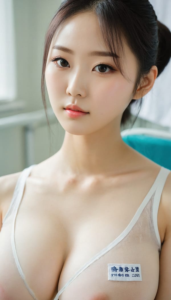 Tags: 21872187, SDXL
{"3": {"inputs": {"seed": 394428721428538, "steps": 32, "cfg": 6.2, "sampler_name": "dpmpp_2m", "scheduler": "karras", "denoise": 1.0, "model": ["27", 0], "positive": ["6", 0], "negative": ["7", 0], "latent_image": ["5", 0]}, "class_type": "KSampler"}, "4": {"inputs": {"ckpt_name": "juggernautxl.safetensors"}, "class_type": "CheckpointLoaderSimple"}, "5": {"inputs": {"width": 768, "height": 1344, "batch_size": 1}, "class_type": "EmptyLatentImage"}, "6": {"inputs": {"text": "23 year old girl, (chinese:1.04), (korean:0.96), (temptress:0.95), (slim:1.00), (sexy lips:0.95), (idol:0.96), (cute:1.12), (beautiful eyes:0.95), (pale skin:0.95), (seductive pose:0.96), (detailed face:1.02), (seductive facial expression:0.98), (blush:1.02), (double eyelids:1.05), (eyelashes:0.99), (in a seductive pose:1.10), (large perky breasts:1.12), (cleavage:1.02), (thigh gap:1.08), (nurse in uniform:1.09) working in a hospital ward, (natural looking skin:1.01), (soft lighting:1.03), (candid cinema:1.09), (textured skin:1.02), (detailed skin:1.07), (film:1.00), (RAW:1.08), (skin fuzz:1.00), (portra:1.09)", "clip": ["27", 1]}, "class_type": "CLIPTextEncode"}, "7": {"inputs": {"text": "(open mouth:1.06), (twisted:1.05), (worst quality:1.13), (low resolution:1.06), (watermark:1.10), (bad hands:1.13), (distorted:1.06)", "clip": ["27", 1]}, "class_type": "CLIPTextEncode"}, "8": {"inputs": {"samples": ["3", 0], "vae": ["4", 2]}, "class_type": "VAEDecode"}, "25": {"inputs": {"lora_name": "nudify_xl.safetensors", "strength_model": 0.05, "strength_clip": 0.0, "model": ["4", 0], "clip": ["4", 1]}, "class_type": "LoraLoader"}, "26": {"inputs": {"lora_name": "shirtlift_SDXL_v2.safetensors", "strength_model": 0.08, "strength_clip": 0.02, "model": ["25", 0], "clip": ["25", 1]}, "class_type": "LoraLoader"}, "27": {"inputs": {"lora_name": "PerfectEyesXL.safetensors", "strength_model": 0.12, "strength_clip": 0.05, "model": ["26", 0], "clip": ["26", 1]}, "class_type": "LoraLoader"}, "30": {"inputs": {"model_name": "4x_NMKD-Superscale-SP_178000_G.pth"}, "class_type": "UpscaleModelLoader"}, "31": {"inputs": {"upscale_model": ["30", 0], "image": ["8", 0]}, "class_type": "ImageUpscaleWithModel"}, "32": {"inputs": {"upscale_method": "lanczos", "scale_by": 0.5, "image": ["31", 0]}, "class_type": "ImageScaleBy"}, "33": {"inputs": {"pixels": ["32", 0], "vae": ["4", 2]}, "class_type": "VAEEncode"}, "34": {"inputs": {"seed": 394428721428538, "steps": 32, "cfg": 6.2, "sampler_name": "dpmpp_2m", "scheduler": "karras", "denoise": 0.3, "model": ["27", 0], "positive": ["6", 0], "negative": ["7", 0], "latent_image": ["33", 0]}, "class_type": "KSampler"}, "36": {"inputs": {"samples": ["34", 0], "vae": ["4", 2]}, "class_type": "VAEDecode"}, "39": {"inputs": {"filename_prefix": "comfyapi-1731121339809", "images": ["36", 0]}, "class_type": "SaveImage"}}