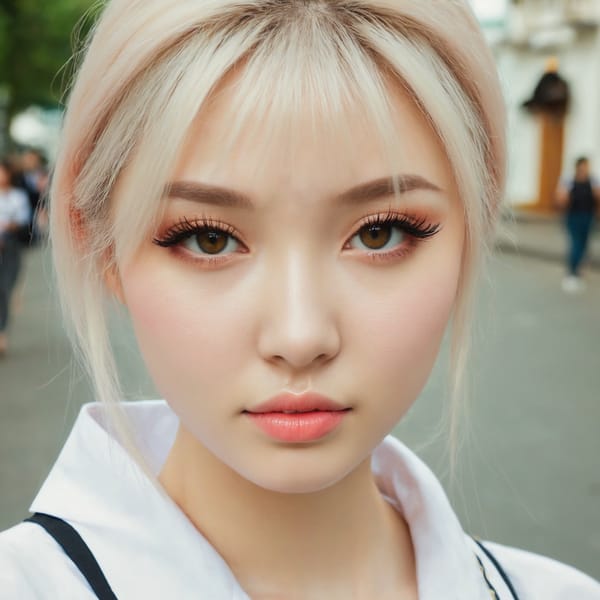 Tags: 21872187, SDXL
{"3": {"inputs": {"seed": 226042574299727, "steps": 64, "cfg": 5.12, "sampler_name": "dpmpp_2m", "scheduler": "karras", "denoise": 1.0, "model": ["27", 0], "positive": ["6", 0], "negative": ["7", 0], "latent_image": ["5", 0]}, "class_type": "KSampler"}, "4": {"inputs": {"ckpt_name": "juggernautxl.safetensors"}, "class_type": "CheckpointLoaderSimple"}, "5": {"inputs": {"width": 1024, "height": 1024, "batch_size": 1}, "class_type": "EmptyLatentImage"}, "6": {"inputs": {"text": "23 year old girl, (ukrainian:1.06), (russian:0.98), (taiwanese:0.96), (sexy lips:1.08), (eyelashes:1.09), (double eyelids:1.00), (seductive facial expression:1.05), (pale skin:0.98), (blush:0.96), (idol:1.05), (detailed face:1.00), (slim:1.07), (cute:1.08), (temptress:1.02), (seductive pose:1.13), (beautiful eyes:0.98), (on all fours:0.96), (spreading ass cheeks:1.03), (from behind:1.08), (backboob:1.09), (school uniform:1.11), choker, busy street, (RAW:1.00), (natural looking skin:1.04), (candid cinema:1.09), (textured skin:1.01), (portra:1.03), (detailed skin:1.03), (film:1.00), (skin fuzz:1.01), (soft lighting:1.01)", "clip": ["27", 1]}, "class_type": "CLIPTextEncode"}, "7": {"inputs": {"text": "(twisted:1.09), (watermark:1.14), (distorted:1.09), (low resolution:1.06), (open mouth:1.11), (worst quality:1.10), (bad hands:1.11)", "clip": ["27", 1]}, "class_type": "CLIPTextEncode"}, "8": {"inputs": {"samples": ["3", 0], "vae": ["4", 2]}, "class_type": "VAEDecode"}, "25": {"inputs": {"lora_name": "nudify_xl.safetensors", "strength_model": 0.3, "strength_clip": 0.39, "model": ["4", 0], "clip": ["4", 1]}, "class_type": "LoraLoader"}, "26": {"inputs": {"lora_name": "shirtlift_SDXL_v2.safetensors", "strength_model": 0.16, "strength_clip": 0.11, "model": ["25", 0], "clip": ["25", 1]}, "class_type": "LoraLoader"}, "27": {"inputs": {"lora_name": "PerfectEyesXL.safetensors", "strength_model": 0.04, "strength_clip": 0.19, "model": ["26", 0], "clip": ["26", 1]}, "class_type": "LoraLoader"}, "30": {"inputs": {"model_name": "4x_NMKD-Superscale-SP_178000_G.pth"}, "class_type": "UpscaleModelLoader"}, "31": {"inputs": {"upscale_model": ["30", 0], "image": ["8", 0]}, "class_type": "ImageUpscaleWithModel"}, "32": {"inputs": {"upscale_method": "lanczos", "scale_by": 0.5, "image": ["31", 0]}, "class_type": "ImageScaleBy"}, "33": {"inputs": {"pixels": ["32", 0], "vae": ["4", 2]}, "class_type": "VAEEncode"}, "34": {"inputs": {"seed": 226042574299727, "steps": 64, "cfg": 5.12, "sampler_name": "dpmpp_2m", "scheduler": "karras", "denoise": 0.3, "model": ["27", 0], "positive": ["6", 0], "negative": ["7", 0], "latent_image": ["33", 0]}, "class_type": "KSampler"}, "36": {"inputs": {"samples": ["34", 0], "vae": ["4", 2]}, "class_type": "VAEDecode"}, "39": {"inputs": {"filename_prefix": "comfyapi-1731071935937", "images": ["36", 0]}, "class_type": "SaveImage"}}