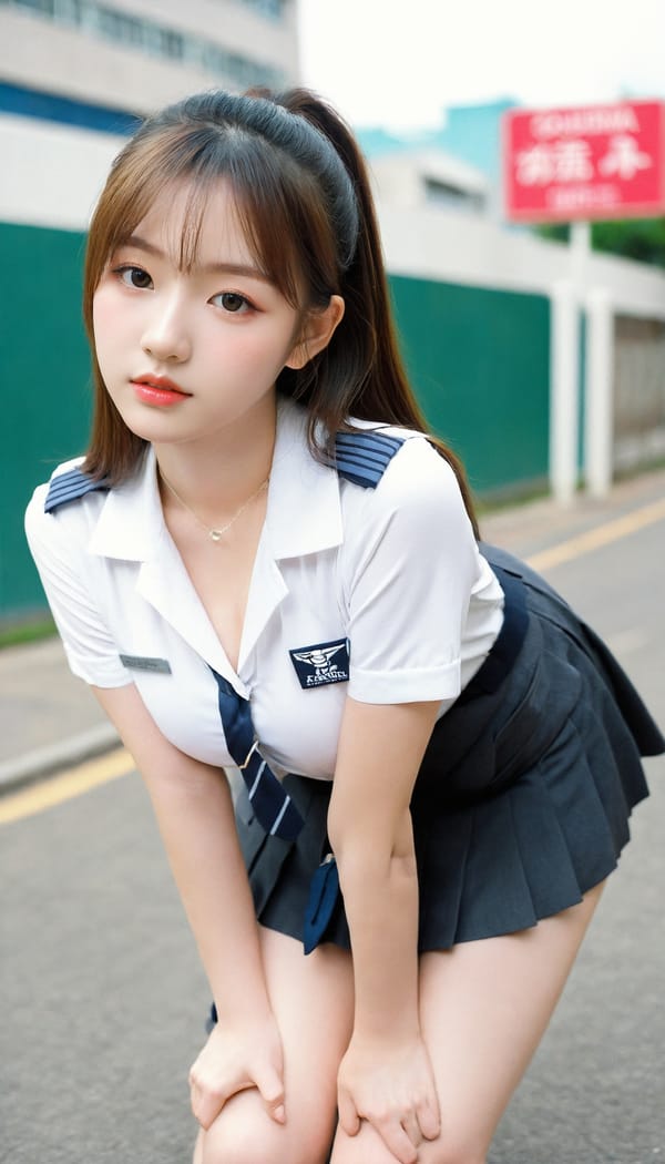 Tags: 21872187, SDXL
{"3": {"inputs": {"seed": 813946928342166, "steps": 64, "cfg": 6.97, "sampler_name": "dpmpp_2m", "scheduler": "karras", "denoise": 1.0, "model": ["27", 0], "positive": ["6", 0], "negative": ["7", 0], "latent_image": ["5", 0]}, "class_type": "KSampler"}, "4": {"inputs": {"ckpt_name": "leosamsHelloworldSDXL_helloworldSDXL32DPO.safetensors"}, "class_type": "CheckpointLoaderSimple"}, "5": {"inputs": {"width": 768, "height": 1344, "batch_size": 1}, "class_type": "EmptyLatentImage"}, "6": {"inputs": {"text": "23 year old girl, (eyelashes:0.95), (cute:0.97), (double eyelids:1.13), (sexy lips:0.99), (temptress:1.05), (seductive pose:1.06), (detailed face:1.00), (pale skin:1.03), (seductive facial expression:1.08), (beautiful eyes:1.03), (idol:1.10), (slim:0.99), (blush:1.14), (on all fours:0.97), (spreading ass cheeks:1.05), (from behind:1.05), (backboob:1.12), (school uniform:1.11), choker, busy street, (skin fuzz:1.00), (candid cinema:1.06), (RAW:1.05), (soft lighting:1.00), (natural looking skin:1.03), (portra:1.06), (film:1.07), (textured skin:1.06), (detailed skin:1.07)", "clip": ["27", 1]}, "class_type": "CLIPTextEncode"}, "7": {"inputs": {"text": "(twisted:1.12), (worst quality:1.13), (low resolution:1.14), (distorted:1.12), (open mouth:1.13), (watermark:1.08), (bad hands:1.10)", "clip": ["27", 1]}, "class_type": "CLIPTextEncode"}, "8": {"inputs": {"samples": ["3", 0], "vae": ["4", 2]}, "class_type": "VAEDecode"}, "25": {"inputs": {"lora_name": "nudify_xl.safetensors", "strength_model": 0.02, "strength_clip": 0.12, "model": ["4", 0], "clip": ["4", 1]}, "class_type": "LoraLoader"}, "26": {"inputs": {"lora_name": "shirtlift_SDXL_v2.safetensors", "strength_model": 0.18, "strength_clip": 0.13, "model": ["25", 0], "clip": ["25", 1]}, "class_type": "LoraLoader"}, "27": {"inputs": {"lora_name": "PerfectEyesXL.safetensors", "strength_model": 0.01, "strength_clip": 0.07, "model": ["26", 0], "clip": ["26", 1]}, "class_type": "LoraLoader"}, "30": {"inputs": {"model_name": "4x_NMKD-Superscale-SP_178000_G.pth"}, "class_type": "UpscaleModelLoader"}, "31": {"inputs": {"upscale_model": ["30", 0], "image": ["8", 0]}, "class_type": "ImageUpscaleWithModel"}, "32": {"inputs": {"upscale_method": "lanczos", "scale_by": 0.5, "image": ["31", 0]}, "class_type": "ImageScaleBy"}, "33": {"inputs": {"pixels": ["32", 0], "vae": ["4", 2]}, "class_type": "VAEEncode"}, "34": {"inputs": {"seed": 813946928342166, "steps": 64, "cfg": 6.97, "sampler_name": "dpmpp_2m", "scheduler": "karras", "denoise": 0.3, "model": ["27", 0], "positive": ["6", 0], "negative": ["7", 0], "latent_image": ["33", 0]}, "class_type": "KSampler"}, "36": {"inputs": {"samples": ["34", 0], "vae": ["4", 2]}, "class_type": "VAEDecode"}, "39": {"inputs": {"filename_prefix": "comfyapi-1707604781143", "images": ["36", 0]}, "class_type": "SaveImage"}}