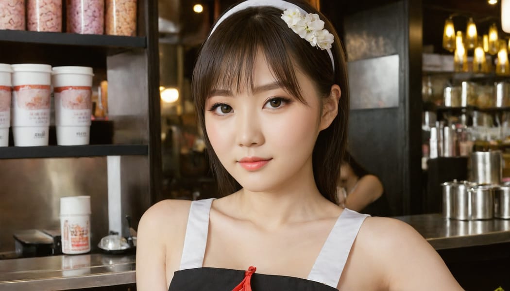 Tags: 21872187, SDXL
{"3": {"inputs": {"seed": 838610708336800, "steps": 32, "cfg": 5.73, "sampler_name": "dpmpp_2m", "scheduler": "karras", "denoise": 1.0, "model": ["27", 0], "positive": ["6", 0], "negative": ["7", 0], "latent_image": ["5", 0]}, "class_type": "KSampler"}, "4": {"inputs": {"ckpt_name": "juggernautXL_v8Rundiffusion.safetensors"}, "class_type": "CheckpointLoaderSimple"}, "5": {"inputs": {"width": 1344, "height": 768, "batch_size": 1}, "class_type": "EmptyLatentImage"}, "6": {"inputs": {"text": "26 year old girl, (japanese:1.00), (ukrainian:1.02), (taiwanese:1.09), (double eyelids:1.07), (beautiful eyes:1.06), (eyelashes:1.01), (temptress:1.09), (seductive facial expression:1.12), (idol:1.02), (detailed face:1.09), (slim:1.07), (pale skin:1.12), (cute:1.14), (seductive pose:1.04), (sexy lips:1.02), (in a seductive pose:1.09), (large perky breasts:1.05), (cleavage:1.06), (thigh gap:1.02), (a waitress in uniform:1.03) working at a restaurant, (skin fuzz:1.07), (film:1.09), (candid cinema:1.03), (detailed skin:1.08), (RAW:1.07), (soft lighting:1.04), (natural looking skin:1.00), (portra:1.07), (textured skin:1.01)", "clip": ["27", 1]}, "class_type": "CLIPTextEncode"}, "7": {"inputs": {"text": "(twisted:1.10), (low resolution:1.06), (distorted:1.10), (watermark:1.12), (open mouth:1.07), (bad hands:1.07), (worst quality:1.12)", "clip": ["27", 1]}, "class_type": "CLIPTextEncode"}, "8": {"inputs": {"samples": ["3", 0], "vae": ["4", 2]}, "class_type": "VAEDecode"}, "25": {"inputs": {"lora_name": "nudify_xl.safetensors", "strength_model": 0.25, "strength_clip": 0.06, "model": ["4", 0], "clip": ["4", 1]}, "class_type": "LoraLoader"}, "26": {"inputs": {"lora_name": "shirtlift_SDXL_v2.safetensors", "strength_model": 0.03, "strength_clip": 0.19, "model": ["25", 0], "clip": ["25", 1]}, "class_type": "LoraLoader"}, "27": {"inputs": {"lora_name": "PerfectEyesXL.safetensors", "strength_model": 0.12, "strength_clip": 0.05, "model": ["26", 0], "clip": ["26", 1]}, "class_type": "LoraLoader"}, "30": {"inputs": {"model_name": "4x_NMKD-Superscale-SP_178000_G.pth"}, "class_type": "UpscaleModelLoader"}, "31": {"inputs": {"upscale_model": ["30", 0], "image": ["8", 0]}, "class_type": "ImageUpscaleWithModel"}, "32": {"inputs": {"upscale_method": "lanczos", "scale_by": 0.5, "image": ["31", 0]}, "class_type": "ImageScaleBy"}, "33": {"inputs": {"pixels": ["32", 0], "vae": ["4", 2]}, "class_type": "VAEEncode"}, "34": {"inputs": {"seed": 838610708336800, "steps": 32, "cfg": 5.73, "sampler_name": "dpmpp_2m", "scheduler": "karras", "denoise": 0.3, "model": ["27", 0], "positive": ["6", 0], "negative": ["7", 0], "latent_image": ["33", 0]}, "class_type": "KSampler"}, "36": {"inputs": {"samples": ["34", 0], "vae": ["4", 2]}, "class_type": "VAEDecode"}, "39": {"inputs": {"filename_prefix": "comfyapi-1707542381484", "images": ["36", 0]}, "class_type": "SaveImage"}}