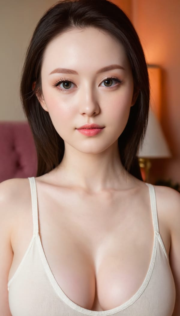 Tags: 21872187, SDXL
{"3": {"inputs": {"seed": 567649978018538, "steps": 32, "cfg": 6.0, "sampler_name": "dpmpp_2m", "scheduler": "karras", "denoise": 1.0, "model": ["27", 0], "positive": ["6", 0], "negative": ["7", 0], "latent_image": ["5", 0]}, "class_type": "KSampler"}, "4": {"inputs": {"ckpt_name": "juggernautXL_v8Rundiffusion.safetensors"}, "class_type": "CheckpointLoaderSimple"}, "5": {"inputs": {"width": 768, "height": 1344, "batch_size": 1}, "class_type": "EmptyLatentImage"}, "6": {"inputs": {"text": "27 year old girl, (pale skin:1.03), (sexy lips:1.06), (double eyelids:1.14), (eyelashes:1.04), (seductive facial expression:1.04), (slim:1.00), (seductive pose:1.06), (temptress:1.07), (idol:0.99), (detailed face:1.01), (cute:0.98), (blush:1.00), (in a seductive pose:0.96), (large perky breasts:1.09), (cleavage:1.13), (thigh gap:1.10), (white tanktop:1.04), busy street, (film:1.03), (soft lighting:1.09), (RAW:1.07), (natural looking skin:1.04), (candid cinema:1.00), (detailed skin:1.02), (textured skin:1.02), (portra:1.01), (skin fuzz:1.09)", "clip": ["27", 1]}, "class_type": "CLIPTextEncode"}, "7": {"inputs": {"text": "(watermark:1.13), (bad hands:1.06), (low resolution:1.09), (open mouth:1.14), (twisted:1.06), (worst quality:1.10), (distorted:1.12)", "clip": ["27", 1]}, "class_type": "CLIPTextEncode"}, "8": {"inputs": {"samples": ["3", 0], "vae": ["4", 2]}, "class_type": "VAEDecode"}, "25": {"inputs": {"lora_name": "nudify_xl.safetensors", "strength_model": 0.27, "strength_clip": 0.38, "model": ["4", 0], "clip": ["4", 1]}, "class_type": "LoraLoader"}, "26": {"inputs": {"lora_name": "shirtlift_SDXL_v2.safetensors", "strength_model": 0.04, "strength_clip": 0.01, "model": ["25", 0], "clip": ["25", 1]}, "class_type": "LoraLoader"}, "27": {"inputs": {"lora_name": "PerfectEyesXL.safetensors", "strength_model": 0.05, "strength_clip": 0.19, "model": ["26", 0], "clip": ["26", 1]}, "class_type": "LoraLoader"}, "30": {"inputs": {"model_name": "4x_NMKD-Superscale-SP_178000_G.pth"}, "class_type": "UpscaleModelLoader"}, "31": {"inputs": {"upscale_model": ["30", 0], "image": ["8", 0]}, "class_type": "ImageUpscaleWithModel"}, "32": {"inputs": {"upscale_method": "lanczos", "scale_by": 0.5, "image": ["31", 0]}, "class_type": "ImageScaleBy"}, "33": {"inputs": {"pixels": ["32", 0], "vae": ["4", 2]}, "class_type": "VAEEncode"}, "34": {"inputs": {"seed": 567649978018538, "steps": 32, "cfg": 6.0, "sampler_name": "dpmpp_2m", "scheduler": "karras", "denoise": 0.3, "model": ["27", 0], "positive": ["6", 0], "negative": ["7", 0], "latent_image": ["33", 0]}, "class_type": "KSampler"}, "36": {"inputs": {"samples": ["34", 0], "vae": ["4", 2]}, "class_type": "VAEDecode"}, "39": {"inputs": {"filename_prefix": "comfyapi-1707294348474", "images": ["36", 0]}, "class_type": "SaveImage"}}