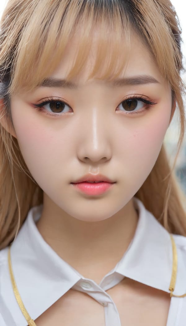 Tags: 21872187, SDXL
{"3": {"inputs": {"seed": 188439105244825, "steps": 64, "cfg": 5.69, "sampler_name": "dpmpp_2m", "scheduler": "karras", "denoise": 1.0, "model": ["27", 0], "positive": ["6", 0], "negative": ["7", 0], "latent_image": ["5", 0]}, "class_type": "KSampler"}, "4": {"inputs": {"ckpt_name": "juggernautxl.safetensors"}, "class_type": "CheckpointLoaderSimple"}, "5": {"inputs": {"width": 768, "height": 1344, "batch_size": 1}, "class_type": "EmptyLatentImage"}, "6": {"inputs": {"text": "19 year old girl, (korean:1.09), (blush:0.96), (slim:0.96), (beautiful eyes:1.04), (temptress:0.97), (detailed face:0.99), (seductive pose:0.98), (sexy lips:0.98), (pale skin:1.05), (idol:1.11), (cute:0.96), (eyelashes:0.95), (seductive facial expression:0.97), (double eyelids:1.07), (in a seductive pose:0.99), (large perky breasts:1.08), (cleavage:0.96), (thigh gap:1.02), (school uniform:0.96), choker, busy street, (film:1.01), (detailed skin:1.02), (RAW:1.09), (skin fuzz:1.03), (textured skin:1.02), (portra:1.09), (natural looking skin:1.05), (candid cinema:1.01), (soft lighting:1.00)", "clip": ["27", 1]}, "class_type": "CLIPTextEncode"}, "7": {"inputs": {"text": "(low resolution:1.07), (distorted:1.09), (watermark:1.14), (worst quality:1.07), (twisted:1.08), (bad hands:1.07), (open mouth:1.10)", "clip": ["27", 1]}, "class_type": "CLIPTextEncode"}, "8": {"inputs": {"samples": ["3", 0], "vae": ["4", 2]}, "class_type": "VAEDecode"}, "25": {"inputs": {"lora_name": "nudify_xl.safetensors", "strength_model": 0.14, "strength_clip": 0.21, "model": ["4", 0], "clip": ["4", 1]}, "class_type": "LoraLoader"}, "26": {"inputs": {"lora_name": "shirtlift_SDXL_v2.safetensors", "strength_model": 0.18, "strength_clip": 0.09, "model": ["25", 0], "clip": ["25", 1]}, "class_type": "LoraLoader"}, "27": {"inputs": {"lora_name": "PerfectEyesXL.safetensors", "strength_model": 0.01, "strength_clip": 0.17, "model": ["26", 0], "clip": ["26", 1]}, "class_type": "LoraLoader"}, "30": {"inputs": {"model_name": "4x_NMKD-Superscale-SP_178000_G.pth"}, "class_type": "UpscaleModelLoader"}, "31": {"inputs": {"upscale_model": ["30", 0], "image": ["8", 0]}, "class_type": "ImageUpscaleWithModel"}, "32": {"inputs": {"upscale_method": "lanczos", "scale_by": 0.5, "image": ["31", 0]}, "class_type": "ImageScaleBy"}, "33": {"inputs": {"pixels": ["32", 0], "vae": ["4", 2]}, "class_type": "VAEEncode"}, "34": {"inputs": {"seed": 188439105244825, "steps": 64, "cfg": 5.69, "sampler_name": "dpmpp_2m", "scheduler": "karras", "denoise": 0.3, "model": ["27", 0], "positive": ["6", 0], "negative": ["7", 0], "latent_image": ["33", 0]}, "class_type": "KSampler"}, "36": {"inputs": {"samples": ["34", 0], "vae": ["4", 2]}, "class_type": "VAEDecode"}, "39": {"inputs": {"filename_prefix": "comfyapi-1713320555515", "images": ["36", 0]}, "class_type": "SaveImage"}}