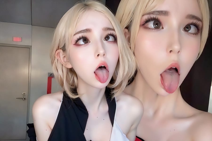 Tags: 21872187
<lora:mix4:0.36>, <lora:koreanDollLikeness:0.30>, <lora:YaeMiko_Test:0.40>, (russian:0.97), (ukrainian:0.95), (office wear:0.93), office, <lora:ahegao-x-v4:0.98>, ahegao face, pleasure, extremely detailed eyes, extremely detailed face, cute, sexy lips, double eyelids, eyelashes, pale skin, perky breasts, textured skin, 4K, RAW, best quality, sharp, hyper realistic, tall, (long slim legs:0.91), (thigh gap:0.99), delicate and beautiful girl, solo, (stunningly attractive:0.97), (dramatic:1.16)
Negative prompt: sketches, (worst quality:1.96)
Steps: 32, Sampler: DPM++ 2M Karras, CFG scale: 5.24, Seed: 4007166208, Size: 768x512, Model hash: fc2511737a, Model: chilloutmix_NiPrunedFp32Fix, Seed resize from: -1x-1, Denoising strength: 0.4, Version: v1.2.1, Hires upscale: 2.0, Hires steps: 16, Hires upscaler: ESRGAN_4x