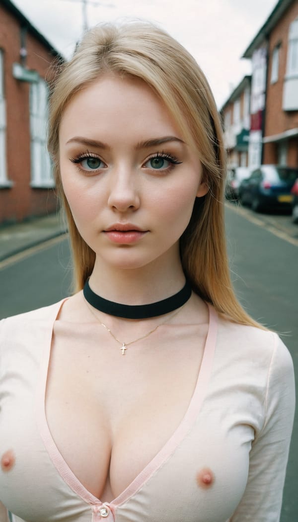 Tags: 21872187, SDXL
{"3": {"inputs": {"seed": 486644570188882, "steps": 64, "cfg": 7.2, "sampler_name": "dpmpp_2m", "scheduler": "karras", "denoise": 1.0, "model": ["27", 0], "positive": ["6", 0], "negative": ["7", 0], "latent_image": ["5", 0]}, "class_type": "KSampler"}, "4": {"inputs": {"ckpt_name": "juggernautxl.safetensors"}, "class_type": "CheckpointLoaderSimple"}, "5": {"inputs": {"width": 768, "height": 1344, "batch_size": 1}, "class_type": "EmptyLatentImage"}, "6": {"inputs": {"text": "28 year old girl, (irish:0.95), (russian:1.03), (detailed face:0.95), (eyelashes:1.06), (double eyelids:1.03), (blush:0.96), (seductive facial expression:1.08), (sexy lips:0.95), (temptress:1.07), (seductive pose:1.08), (pale skin:1.08), (slim:1.08), (cute:0.96), (in a seductive pose:1.12), (large perky breasts:1.08), (cleavage:1.07), (thigh gap:1.08), (school uniform:1.03), choker, busy street, (portra:1.03), (natural looking skin:1.00), (film:1.03), (textured skin:1.07), (RAW:1.00), (soft lighting:1.00), (skin fuzz:1.03), (detailed skin:1.00), (candid cinema:1.06)", "clip": ["27", 1]}, "class_type": "CLIPTextEncode"}, "7": {"inputs": {"text": "(worst quality:1.11), (bad hands:1.08), (watermark:1.14), (open mouth:1.12), (low resolution:1.06), (distorted:1.13), (twisted:1.12)", "clip": ["27", 1]}, "class_type": "CLIPTextEncode"}, "8": {"inputs": {"samples": ["3", 0], "vae": ["4", 2]}, "class_type": "VAEDecode"}, "25": {"inputs": {"lora_name": "nudify_xl.safetensors", "strength_model": 0.13, "strength_clip": 0.11, "model": ["4", 0], "clip": ["4", 1]}, "class_type": "LoraLoader"}, "26": {"inputs": {"lora_name": "shirtlift_SDXL_v2.safetensors", "strength_model": 0.15, "strength_clip": 0.08, "model": ["25", 0], "clip": ["25", 1]}, "class_type": "LoraLoader"}, "27": {"inputs": {"lora_name": "PerfectEyesXL.safetensors", "strength_model": 0.11, "strength_clip": 0.06, "model": ["26", 0], "clip": ["26", 1]}, "class_type": "LoraLoader"}, "30": {"inputs": {"model_name": "4x_NMKD-Superscale-SP_178000_G.pth"}, "class_type": "UpscaleModelLoader"}, "31": {"inputs": {"upscale_model": ["30", 0], "image": ["8", 0]}, "class_type": "ImageUpscaleWithModel"}, "32": {"inputs": {"upscale_method": "lanczos", "scale_by": 0.5, "image": ["31", 0]}, "class_type": "ImageScaleBy"}, "33": {"inputs": {"pixels": ["32", 0], "vae": ["4", 2]}, "class_type": "VAEEncode"}, "34": {"inputs": {"seed": 486644570188882, "steps": 64, "cfg": 7.2, "sampler_name": "dpmpp_2m", "scheduler": "karras", "denoise": 0.3, "model": ["27", 0], "positive": ["6", 0], "negative": ["7", 0], "latent_image": ["33", 0]}, "class_type": "KSampler"}, "36": {"inputs": {"samples": ["34", 0], "vae": ["4", 2]}, "class_type": "VAEDecode"}, "39": {"inputs": {"filename_prefix": "comfyapi-1731283428801", "images": ["36", 0]}, "class_type": "SaveImage"}}