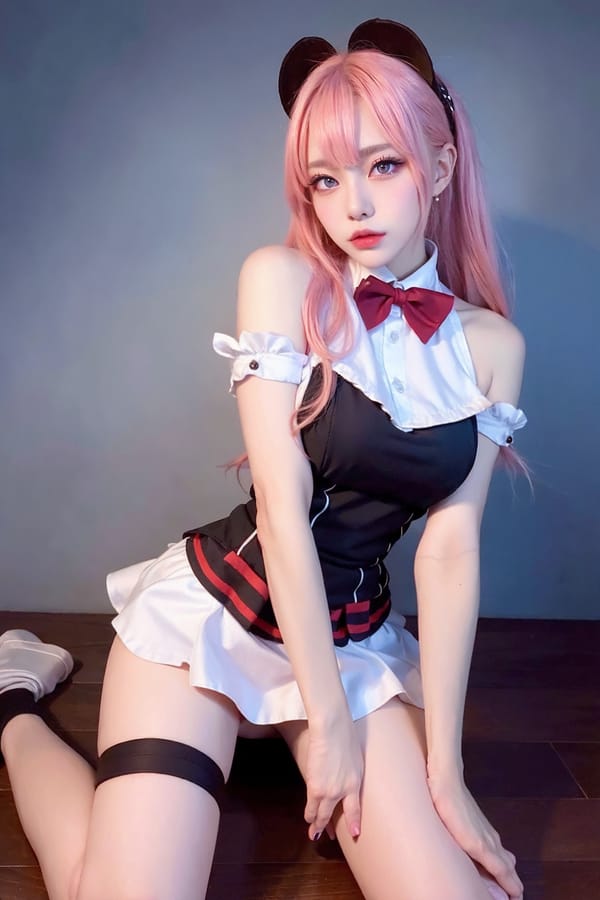 Tags: 21872187
<lora:JapaneseDollLikeness_v15:0.32>, <lora:taiwanDollLikeness_v20:0.36>, (russian:0.93), maid cafe, stockings, (maid costume:1.16), choker, bowtie, headband, (pleated skirt:1.15), <lora:skirtlift-v4:0.94 <lora:Addams:0.34>, extremely detailed eyes, cute, (photorealistic:1.17), sexy lips, double eyelids, eyelashes, pale skin, perky breasts, full body portrait, textured skin, 4K, RAW, best quality, sharp, tall, (long slim legs:0.90), blush, (stunningly attractive:1.01), (dramatic:1.00)
Negative prompt: sketches, black and white, fat, disfigured, (worst quality:2.05)
Steps: 64, Sampler: DPM++ 2M Karras, CFG scale: 5.78, Seed: 798665969, Size: 512x768, Model hash: fc2511737a, Model: chilloutmix_NiPrunedFp32Fix, Seed resize from: -1x-1, Denoising strength: 0.4, Version: v1.2.1, Hires upscale: 2.5, Hires steps: 64, Hires upscaler: ESRGAN_4x