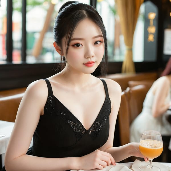 Tags: 21872187, SDXL
{"3": {"inputs": {"seed": 158878410125500, "steps": 64, "cfg": 6.03, "sampler_name": "dpmpp_2m", "scheduler": "karras", "denoise": 1.0, "model": ["27", 0], "positive": ["6", 0], "negative": ["7", 0], "latent_image": ["5", 0]}, "class_type": "KSampler"}, "4": {"inputs": {"ckpt_name": "juggernautxl.safetensors"}, "class_type": "CheckpointLoaderSimple"}, "5": {"inputs": {"width": 1024, "height": 1024, "batch_size": 1}, "class_type": "EmptyLatentImage"}, "6": {"inputs": {"text": "19 year old girl, (chinese:1.02), (irish:1.14), (cute:1.05), (sexy lips:1.14), (slim:1.12), (pale skin:1.11), (seductive pose:1.11), (blush:1.07), (double eyelids:1.13), (temptress:0.98), (detailed face:1.01), (idol:1.08), (beautiful eyes:1.06), (eyelashes:1.03), (seductive facial expression:1.03), (perky ass:1.08), (exposed ass:1.13), (looking back:1.04), (sexy ass:1.08), (thigh gap:1.04), (wearing a little black dress:0.96) at a fine dining restaurant, (soft lighting:1.04), (skin fuzz:1.01), (textured skin:1.05), (portra:1.06), (detailed skin:1.07), (natural looking skin:1.01), (film:1.00), (candid cinema:1.04), (RAW:1.08)", "clip": ["27", 1]}, "class_type": "CLIPTextEncode"}, "7": {"inputs": {"text": "(watermark:1.08), (twisted:1.06), (distorted:1.08), (bad hands:1.05), (open mouth:1.09), (low resolution:1.14), (worst quality:1.07)", "clip": ["27", 1]}, "class_type": "CLIPTextEncode"}, "8": {"inputs": {"samples": ["3", 0], "vae": ["4", 2]}, "class_type": "VAEDecode"}, "25": {"inputs": {"lora_name": "nudify_xl.safetensors", "strength_model": 0.14, "strength_clip": 0.17, "model": ["4", 0], "clip": ["4", 1]}, "class_type": "LoraLoader"}, "26": {"inputs": {"lora_name": "shirtlift_SDXL_v2.safetensors", "strength_model": 0.06, "strength_clip": 0.14, "model": ["25", 0], "clip": ["25", 1]}, "class_type": "LoraLoader"}, "27": {"inputs": {"lora_name": "PerfectEyesXL.safetensors", "strength_model": 0.0, "strength_clip": 0.0, "model": ["26", 0], "clip": ["26", 1]}, "class_type": "LoraLoader"}, "30": {"inputs": {"model_name": "4x_NMKD-Superscale-SP_178000_G.pth"}, "class_type": "UpscaleModelLoader"}, "31": {"inputs": {"upscale_model": ["30", 0], "image": ["8", 0]}, "class_type": "ImageUpscaleWithModel"}, "32": {"inputs": {"upscale_method": "lanczos", "scale_by": 0.5, "image": ["31", 0]}, "class_type": "ImageScaleBy"}, "33": {"inputs": {"pixels": ["32", 0], "vae": ["4", 2]}, "class_type": "VAEEncode"}, "34": {"inputs": {"seed": 158878410125500, "steps": 64, "cfg": 6.03, "sampler_name": "dpmpp_2m", "scheduler": "karras", "denoise": 0.3, "model": ["27", 0], "positive": ["6", 0], "negative": ["7", 0], "latent_image": ["33", 0]}, "class_type": "KSampler"}, "36": {"inputs": {"samples": ["34", 0], "vae": ["4", 2]}, "class_type": "VAEDecode"}, "39": {"inputs": {"filename_prefix": "comfyapi-1723806624857", "images": ["36", 0]}, "class_type": "SaveImage"}}