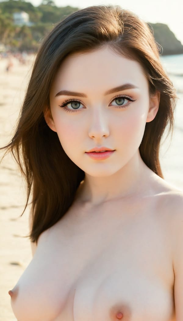 Tags: 21872187, SDXL
{"3": {"inputs": {"seed": 941446283537048, "steps": 32, "cfg": 6.5, "sampler_name": "dpmpp_2m", "scheduler": "karras", "denoise": 1.0, "model": ["27", 0], "positive": ["6", 0], "negative": ["7", 0], "latent_image": ["5", 0]}, "class_type": "KSampler"}, "4": {"inputs": {"ckpt_name": "juggernautXL_v8Rundiffusion.safetensors"}, "class_type": "CheckpointLoaderSimple"}, "5": {"inputs": {"width": 768, "height": 1344, "batch_size": 1}, "class_type": "EmptyLatentImage"}, "6": {"inputs": {"text": "19 year old girl, (temptress:1.00), (pale skin:0.97), (seductive facial expression:1.04), (eyelashes:1.14), (idol:1.04), (sexy lips:0.99), (beautiful eyes:1.03), (slim:1.10), (detailed face:1.09), (blush:1.07), (double eyelids:1.03), (cute:1.10), (seductive pose:1.14), (in a seductive pose:1.02), (large perky breasts:0.98), (cleavage:1.08), (thigh gap:1.06), strolling (nude:1.13) at a beach, (skin fuzz:1.01), (detailed skin:1.05), (RAW:1.06), (film:1.07), (portra:1.07), (textured skin:1.06), (natural looking skin:1.02), (candid cinema:1.01), (soft lighting:1.06)", "clip": ["27", 1]}, "class_type": "CLIPTextEncode"}, "7": {"inputs": {"text": "(watermark:1.05), (twisted:1.05), (bad hands:1.12), (worst quality:1.05), (distorted:1.14), (open mouth:1.06), (low resolution:1.06)", "clip": ["27", 1]}, "class_type": "CLIPTextEncode"}, "8": {"inputs": {"samples": ["3", 0], "vae": ["4", 2]}, "class_type": "VAEDecode"}, "25": {"inputs": {"lora_name": "nudify_xl.safetensors", "strength_model": 0.31, "strength_clip": 0.33, "model": ["4", 0], "clip": ["4", 1]}, "class_type": "LoraLoader"}, "26": {"inputs": {"lora_name": "shirtlift_SDXL_v2.safetensors", "strength_model": 0.1, "strength_clip": 0.1, "model": ["25", 0], "clip": ["25", 1]}, "class_type": "LoraLoader"}, "27": {"inputs": {"lora_name": "PerfectEyesXL.safetensors", "strength_model": 0.17, "strength_clip": 0.1, "model": ["26", 0], "clip": ["26", 1]}, "class_type": "LoraLoader"}, "30": {"inputs": {"model_name": "4x_NMKD-Superscale-SP_178000_G.pth"}, "class_type": "UpscaleModelLoader"}, "31": {"inputs": {"upscale_model": ["30", 0], "image": ["8", 0]}, "class_type": "ImageUpscaleWithModel"}, "32": {"inputs": {"upscale_method": "lanczos", "scale_by": 0.5, "image": ["31", 0]}, "class_type": "ImageScaleBy"}, "33": {"inputs": {"pixels": ["32", 0], "vae": ["4", 2]}, "class_type": "VAEEncode"}, "34": {"inputs": {"seed": 941446283537048, "steps": 32, "cfg": 6.5, "sampler_name": "dpmpp_2m", "scheduler": "karras", "denoise": 0.3, "model": ["27", 0], "positive": ["6", 0], "negative": ["7", 0], "latent_image": ["33", 0]}, "class_type": "KSampler"}, "36": {"inputs": {"samples": ["34", 0], "vae": ["4", 2]}, "class_type": "VAEDecode"}, "39": {"inputs": {"filename_prefix": "comfyapi-1707935369018", "images": ["36", 0]}, "class_type": "SaveImage"}}