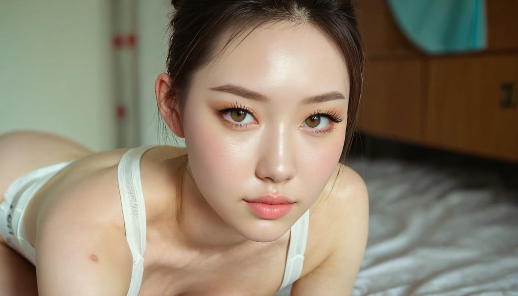 Tags: 21872187, SDXL
{"3": {"inputs": {"seed": 109705994667232, "steps": 64, "cfg": 7.89, "sampler_name": "dpmpp_2m", "scheduler": "karras", "denoise": 1.0, "model": ["27", 0], "positive": ["6", 0], "negative": ["7", 0], "latent_image": ["5", 0]}, "class_type": "KSampler"}, "4": {"inputs": {"ckpt_name": "juggernautxl.safetensors"}, "class_type": "CheckpointLoaderSimple"}, "5": {"inputs": {"width": 1344, "height": 768, "batch_size": 1}, "class_type": "EmptyLatentImage"}, "6": {"inputs": {"text": "22 year old girl, (irish:1.08), (ukrainian:1.12), (chinese:1.07), (sexy lips:1.06), (seductive pose:1.10), (temptress:0.99), (beautiful eyes:1.14), (pale skin:1.02), (idol:1.14), (seductive facial expression:1.03), (cute:1.04), (blush:1.02), (double eyelids:0.95), (eyelashes:1.05), (slim:0.99), (detailed face:1.08), (on all fours:1.08), (spreading ass cheeks:1.01), (from behind:1.01), (backboob:1.09), (white tanktop:0.96), busy street, (candid cinema:1.05), (RAW:1.05), (skin fuzz:1.03), (textured skin:1.07), (soft lighting:1.09), (portra:1.00), (film:1.06), (natural looking skin:1.07), (detailed skin:1.01)", "clip": ["27", 1]}, "class_type": "CLIPTextEncode"}, "7": {"inputs": {"text": "(twisted:1.13), (open mouth:1.05), (low resolution:1.10), (bad hands:1.06), (distorted:1.06), (worst quality:1.06), (watermark:1.09)", "clip": ["27", 1]}, "class_type": "CLIPTextEncode"}, "8": {"inputs": {"samples": ["3", 0], "vae": ["4", 2]}, "class_type": "VAEDecode"}, "25": {"inputs": {"lora_name": "nudify_xl.safetensors", "strength_model": 0.04, "strength_clip": 0.08, "model": ["4", 0], "clip": ["4", 1]}, "class_type": "LoraLoader"}, "26": {"inputs": {"lora_name": "shirtlift_SDXL_v2.safetensors", "strength_model": 0.01, "strength_clip": 0.18, "model": ["25", 0], "clip": ["25", 1]}, "class_type": "LoraLoader"}, "27": {"inputs": {"lora_name": "PerfectEyesXL.safetensors", "strength_model": 0.09, "strength_clip": 0.08, "model": ["26", 0], "clip": ["26", 1]}, "class_type": "LoraLoader"}, "30": {"inputs": {"model_name": "4x_NMKD-Superscale-SP_178000_G.pth"}, "class_type": "UpscaleModelLoader"}, "31": {"inputs": {"upscale_model": ["30", 0], "image": ["8", 0]}, "class_type": "ImageUpscaleWithModel"}, "32": {"inputs": {"upscale_method": "lanczos", "scale_by": 0.5, "image": ["31", 0]}, "class_type": "ImageScaleBy"}, "33": {"inputs": {"pixels": ["32", 0], "vae": ["4", 2]}, "class_type": "VAEEncode"}, "34": {"inputs": {"seed": 109705994667232, "steps": 64, "cfg": 7.89, "sampler_name": "dpmpp_2m", "scheduler": "karras", "denoise": 0.3, "model": ["27", 0], "positive": ["6", 0], "negative": ["7", 0], "latent_image": ["33", 0]}, "class_type": "KSampler"}, "36": {"inputs": {"samples": ["34", 0], "vae": ["4", 2]}, "class_type": "VAEDecode"}, "39": {"inputs": {"filename_prefix": "comfyapi-1725149480954", "images": ["36", 0]}, "class_type": "SaveImage"}}