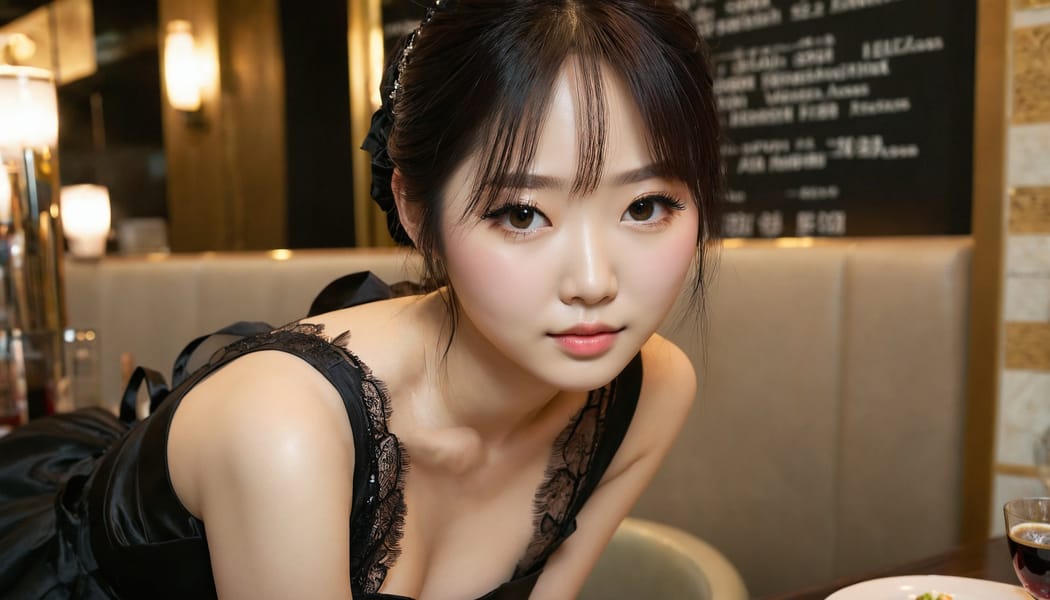 Tags: 21872187, SDXL
{"3": {"inputs": {"seed": 956835445259435, "steps": 32, "cfg": 7.29, "sampler_name": "dpmpp_2m", "scheduler": "karras", "denoise": 1.0, "model": ["27", 0], "positive": ["6", 0], "negative": ["7", 0], "latent_image": ["5", 0]}, "class_type": "KSampler"}, "4": {"inputs": {"ckpt_name": "juggernautxl.safetensors"}, "class_type": "CheckpointLoaderSimple"}, "5": {"inputs": {"width": 1344, "height": 768, "batch_size": 1}, "class_type": "EmptyLatentImage"}, "6": {"inputs": {"text": "28 year old girl, (korean:1.05), (japanese:1.07), (detailed face:0.99), (seductive pose:1.13), (blush:0.99), (idol:1.06), (sexy lips:1.12), (cute:1.08), (beautiful eyes:1.13), (eyelashes:1.11), (slim:1.09), (temptress:0.96), (pale skin:1.03), (seductive facial expression:0.95), (double eyelids:1.09), (perky ass:0.97), (exposed ass:1.11), (looking back:1.00), (sexy ass:1.13), (thigh gap:1.05), (wearing a little black dress:1.02) at a fine dining restaurant, (film:1.05), (detailed skin:1.03), (RAW:1.01), (skin fuzz:1.02), (portra:1.07), (textured skin:1.09), (candid cinema:1.01), (soft lighting:1.05), (natural looking skin:1.06)", "clip": ["27", 1]}, "class_type": "CLIPTextEncode"}, "7": {"inputs": {"text": "(bad hands:1.07), (twisted:1.08), (watermark:1.09), (distorted:1.12), (worst quality:1.12), (open mouth:1.13), (low resolution:1.07)", "clip": ["27", 1]}, "class_type": "CLIPTextEncode"}, "8": {"inputs": {"samples": ["3", 0], "vae": ["4", 2]}, "class_type": "VAEDecode"}, "25": {"inputs": {"lora_name": "nudify_xl.safetensors", "strength_model": 0.01, "strength_clip": 0.17, "model": ["4", 0], "clip": ["4", 1]}, "class_type": "LoraLoader"}, "26": {"inputs": {"lora_name": "shirtlift_SDXL_v2.safetensors", "strength_model": 0.04, "strength_clip": 0.18, "model": ["25", 0], "clip": ["25", 1]}, "class_type": "LoraLoader"}, "27": {"inputs": {"lora_name": "PerfectEyesXL.safetensors", "strength_model": 0.11, "strength_clip": 0.18, "model": ["26", 0], "clip": ["26", 1]}, "class_type": "LoraLoader"}, "30": {"inputs": {"model_name": "4x_NMKD-Superscale-SP_178000_G.pth"}, "class_type": "UpscaleModelLoader"}, "31": {"inputs": {"upscale_model": ["30", 0], "image": ["8", 0]}, "class_type": "ImageUpscaleWithModel"}, "32": {"inputs": {"upscale_method": "lanczos", "scale_by": 0.5, "image": ["31", 0]}, "class_type": "ImageScaleBy"}, "33": {"inputs": {"pixels": ["32", 0], "vae": ["4", 2]}, "class_type": "VAEEncode"}, "34": {"inputs": {"seed": 956835445259435, "steps": 32, "cfg": 7.29, "sampler_name": "dpmpp_2m", "scheduler": "karras", "denoise": 0.3, "model": ["27", 0], "positive": ["6", 0], "negative": ["7", 0], "latent_image": ["33", 0]}, "class_type": "KSampler"}, "36": {"inputs": {"samples": ["34", 0], "vae": ["4", 2]}, "class_type": "VAEDecode"}, "39": {"inputs": {"filename_prefix": "comfyapi-1733760642615", "images": ["36", 0]}, "class_type": "SaveImage"}}