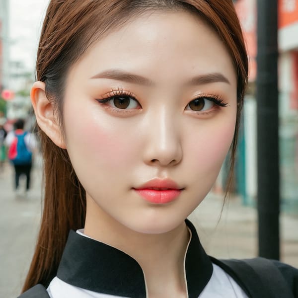 Tags: 21872187, SDXL
{"3": {"inputs": {"seed": 653618403405984, "steps": 32, "cfg": 5.76, "sampler_name": "dpmpp_2m", "scheduler": "karras", "denoise": 1.0, "model": ["27", 0], "positive": ["6", 0], "negative": ["7", 0], "latent_image": ["5", 0]}, "class_type": "KSampler"}, "4": {"inputs": {"ckpt_name": "juggernautxl.safetensors"}, "class_type": "CheckpointLoaderSimple"}, "5": {"inputs": {"width": 1024, "height": 1024, "batch_size": 1}, "class_type": "EmptyLatentImage"}, "6": {"inputs": {"text": "26 year old girl, (ukrainian:0.95), (chinese:1.14), (taiwanese:1.06), (irish:1.06), (sexy lips:1.13), (detailed face:1.04), (cute:1.11), (seductive pose:1.03), (idol:1.05), (double eyelids:1.06), (pale skin:0.96), (eyelashes:0.97), (temptress:1.04), (blush:1.10), (beautiful eyes:0.95), (slim:1.14), (seductive facial expression:1.03), (on all fours:0.96), (spreading ass cheeks:1.09), (from behind:1.04), (backboob:1.05), (school uniform:1.10), choker, busy street, (portra:1.08), (detailed skin:1.09), (skin fuzz:1.07), (textured skin:1.01), (soft lighting:1.04), (RAW:1.05), (film:1.00), (natural looking skin:1.07), (candid cinema:1.02)", "clip": ["27", 1]}, "class_type": "CLIPTextEncode"}, "7": {"inputs": {"text": "(distorted:1.13), (watermark:1.13), (open mouth:1.08), (twisted:1.11), (bad hands:1.12), (low resolution:1.08), (worst quality:1.07)", "clip": ["27", 1]}, "class_type": "CLIPTextEncode"}, "8": {"inputs": {"samples": ["3", 0], "vae": ["4", 2]}, "class_type": "VAEDecode"}, "25": {"inputs": {"lora_name": "nudify_xl.safetensors", "strength_model": 0.05, "strength_clip": 0.17, "model": ["4", 0], "clip": ["4", 1]}, "class_type": "LoraLoader"}, "26": {"inputs": {"lora_name": "shirtlift_SDXL_v2.safetensors", "strength_model": 0.09, "strength_clip": 0.07, "model": ["25", 0], "clip": ["25", 1]}, "class_type": "LoraLoader"}, "27": {"inputs": {"lora_name": "PerfectEyesXL.safetensors", "strength_model": 0.14, "strength_clip": 0.01, "model": ["26", 0], "clip": ["26", 1]}, "class_type": "LoraLoader"}, "30": {"inputs": {"model_name": "4x_NMKD-Superscale-SP_178000_G.pth"}, "class_type": "UpscaleModelLoader"}, "31": {"inputs": {"upscale_model": ["30", 0], "image": ["8", 0]}, "class_type": "ImageUpscaleWithModel"}, "32": {"inputs": {"upscale_method": "lanczos", "scale_by": 0.5, "image": ["31", 0]}, "class_type": "ImageScaleBy"}, "33": {"inputs": {"pixels": ["32", 0], "vae": ["4", 2]}, "class_type": "VAEEncode"}, "34": {"inputs": {"seed": 653618403405984, "steps": 32, "cfg": 5.76, "sampler_name": "dpmpp_2m", "scheduler": "karras", "denoise": 0.3, "model": ["27", 0], "positive": ["6", 0], "negative": ["7", 0], "latent_image": ["33", 0]}, "class_type": "KSampler"}, "36": {"inputs": {"samples": ["34", 0], "vae": ["4", 2]}, "class_type": "VAEDecode"}, "39": {"inputs": {"filename_prefix": "comfyapi-1726594113546", "images": ["36", 0]}, "class_type": "SaveImage"}}