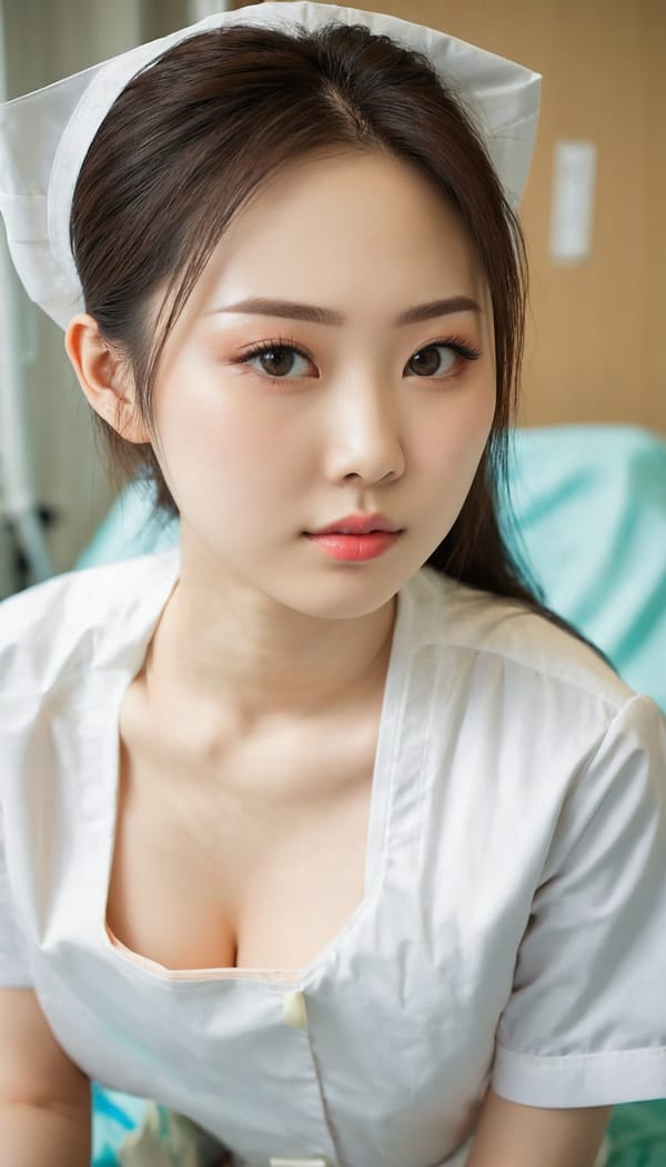 Tags: 21872187, SDXL
{"3": {"inputs": {"seed": 644020330450213, "steps": 32, "cfg": 5.69, "sampler_name": "dpmpp_2m", "scheduler": "karras", "denoise": 1.0, "model": ["27", 0], "positive": ["6", 0], "negative": ["7", 0], "latent_image": ["5", 0]}, "class_type": "KSampler"}, "4": {"inputs": {"ckpt_name": "juggernautxl.safetensors"}, "class_type": "CheckpointLoaderSimple"}, "5": {"inputs": {"width": 768, "height": 1344, "batch_size": 1}, "class_type": "EmptyLatentImage"}, "6": {"inputs": {"text": "23 year old girl, (japanese:1.10), (russian:1.06), (detailed face:1.00), (double eyelids:1.01), (seductive facial expression:1.14), (eyelashes:0.95), (idol:1.10), (seductive pose:1.05), (sexy lips:1.02), (beautiful eyes:0.97), (blush:1.05), (slim:1.05), (pale skin:1.14), (on all fours:1.12), (spreading ass cheeks:1.10), (from behind:1.00), (backboob:1.00), (nurse in uniform:1.02) working in a hospital ward, (natural looking skin:1.08), (film:1.00), (skin fuzz:1.08), (candid cinema:1.05), (soft lighting:1.02), (RAW:1.00), (portra:1.09), (textured skin:1.02), (detailed skin:1.07)", "clip": ["27", 1]}, "class_type": "CLIPTextEncode"}, "7": {"inputs": {"text": "(distorted:1.10), (bad hands:1.05), (watermark:1.14), (twisted:1.08), (low resolution:1.12), (open mouth:1.09)", "clip": ["27", 1]}, "class_type": "CLIPTextEncode"}, "8": {"inputs": {"samples": ["3", 0], "vae": ["4", 2]}, "class_type": "VAEDecode"}, "25": {"inputs": {"lora_name": "nudify_xl.safetensors", "strength_model": 0.11, "strength_clip": 0.03, "model": ["4", 0], "clip": ["4", 1]}, "class_type": "LoraLoader"}, "26": {"inputs": {"lora_name": "shirtlift_SDXL_v2.safetensors", "strength_model": 0.14, "strength_clip": 0.04, "model": ["25", 0], "clip": ["25", 1]}, "class_type": "LoraLoader"}, "27": {"inputs": {"lora_name": "PerfectEyesXL.safetensors", "strength_model": 0.05, "strength_clip": 0.11, "model": ["26", 0], "clip": ["26", 1]}, "class_type": "LoraLoader"}, "30": {"inputs": {"model_name": "4x_NMKD-Superscale-SP_178000_G.pth"}, "class_type": "UpscaleModelLoader"}, "31": {"inputs": {"upscale_model": ["30", 0], "image": ["8", 0]}, "class_type": "ImageUpscaleWithModel"}, "32": {"inputs": {"upscale_method": "lanczos", "scale_by": 0.5, "image": ["31", 0]}, "class_type": "ImageScaleBy"}, "33": {"inputs": {"pixels": ["32", 0], "vae": ["4", 2]}, "class_type": "VAEEncode"}, "34": {"inputs": {"seed": 644020330450213, "steps": 32, "cfg": 5.69, "sampler_name": "dpmpp_2m", "scheduler": "karras", "denoise": 0.3, "model": ["27", 0], "positive": ["6", 0], "negative": ["7", 0], "latent_image": ["33", 0]}, "class_type": "KSampler"}, "36": {"inputs": {"samples": ["34", 0], "vae": ["4", 2]}, "class_type": "VAEDecode"}, "39": {"inputs": {"filename_prefix": "comfyapi-1714266740501", "images": ["36", 0]}, "class_type": "SaveImage"}}