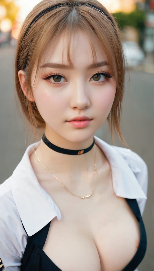 Tags: 21872187, SDXL
{"3": {"inputs": {"seed": 584571101637198, "steps": 64, "cfg": 6.52, "sampler_name": "dpmpp_2m", "scheduler": "karras", "denoise": 1.0, "model": ["27", 0], "positive": ["6", 0], "negative": ["7", 0], "latent_image": ["5", 0]}, "class_type": "KSampler"}, "4": {"inputs": {"ckpt_name": "juggernautxl.safetensors"}, "class_type": "CheckpointLoaderSimple"}, "5": {"inputs": {"width": 768, "height": 1344, "batch_size": 1}, "class_type": "EmptyLatentImage"}, "6": {"inputs": {"text": "20 year old girl, (slim:0.95), (sexy lips:0.96), (seductive facial expression:0.97), (cute:1.13), (detailed face:0.97), (idol:1.02), (temptress:1.01), (beautiful eyes:1.12), (blush:1.01), (pale skin:1.01), (seductive pose:1.13), (eyelashes:1.05), (double eyelids:1.07), (in a seductive pose:0.97), (large perky breasts:0.97), (cleavage:1.01), (thigh gap:1.08), (school uniform:0.96), choker, busy street, (natural looking skin:1.02), (RAW:1.09), (portra:1.04), (soft lighting:1.03), (skin fuzz:1.00), (film:1.08), (detailed skin:1.07), (textured skin:1.00), (candid cinema:1.09)", "clip": ["27", 1]}, "class_type": "CLIPTextEncode"}, "7": {"inputs": {"text": "(bad hands:1.14), (twisted:1.10), (distorted:1.11), (watermark:1.05), (low resolution:1.11), (open mouth:1.06), (worst quality:1.06)", "clip": ["27", 1]}, "class_type": "CLIPTextEncode"}, "8": {"inputs": {"samples": ["3", 0], "vae": ["4", 2]}, "class_type": "VAEDecode"}, "25": {"inputs": {"lora_name": "nudify_xl.safetensors", "strength_model": 0.35, "strength_clip": 0.23, "model": ["4", 0], "clip": ["4", 1]}, "class_type": "LoraLoader"}, "26": {"inputs": {"lora_name": "shirtlift_SDXL_v2.safetensors", "strength_model": 0.07, "strength_clip": 0.19, "model": ["25", 0], "clip": ["25", 1]}, "class_type": "LoraLoader"}, "27": {"inputs": {"lora_name": "PerfectEyesXL.safetensors", "strength_model": 0.03, "strength_clip": 0.0, "model": ["26", 0], "clip": ["26", 1]}, "class_type": "LoraLoader"}, "30": {"inputs": {"model_name": "4x_NMKD-Superscale-SP_178000_G.pth"}, "class_type": "UpscaleModelLoader"}, "31": {"inputs": {"upscale_model": ["30", 0], "image": ["8", 0]}, "class_type": "ImageUpscaleWithModel"}, "32": {"inputs": {"upscale_method": "lanczos", "scale_by": 0.5, "image": ["31", 0]}, "class_type": "ImageScaleBy"}, "33": {"inputs": {"pixels": ["32", 0], "vae": ["4", 2]}, "class_type": "VAEEncode"}, "34": {"inputs": {"seed": 584571101637198, "steps": 64, "cfg": 6.52, "sampler_name": "dpmpp_2m", "scheduler": "karras", "denoise": 0.3, "model": ["27", 0], "positive": ["6", 0], "negative": ["7", 0], "latent_image": ["33", 0]}, "class_type": "KSampler"}, "36": {"inputs": {"samples": ["34", 0], "vae": ["4", 2]}, "class_type": "VAEDecode"}, "39": {"inputs": {"filename_prefix": "comfyapi-1718147797774", "images": ["36", 0]}, "class_type": "SaveImage"}}