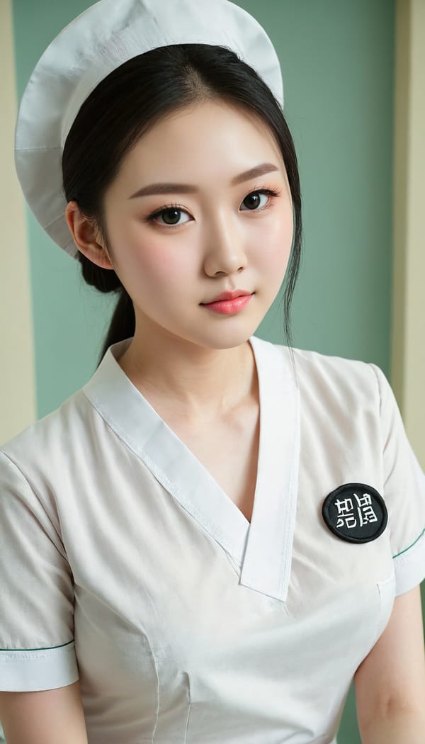 Tags: 21872187, SDXL
{"3": {"inputs": {"seed": 648783298529491, "steps": 64, "cfg": 6.16, "sampler_name": "dpmpp_2m", "scheduler": "karras", "denoise": 1.0, "model": ["27", 0], "positive": ["6", 0], "negative": ["7", 0], "latent_image": ["5", 0]}, "class_type": "KSampler"}, "4": {"inputs": {"ckpt_name": "juggernautXL_v8Rundiffusion.safetensors"}, "class_type": "CheckpointLoaderSimple"}, "5": {"inputs": {"width": 768, "height": 1344, "batch_size": 1}, "class_type": "EmptyLatentImage"}, "6": {"inputs": {"text": "18 year old girl, (chinese:1.11), (pale skin:1.02), (slim:0.99), (blush:1.02), (seductive pose:1.03), (eyelashes:1.06), (detailed face:1.08), (seductive facial expression:1.03), (beautiful eyes:1.12), (double eyelids:1.04), (idol:1.12), (temptress:1.00), (sexy lips:1.11), (in a seductive pose:1.13), (large perky breasts:0.97), (cleavage:1.00), (thigh gap:0.99), (nurse in uniform:1.09) working in a hospital ward, (skin fuzz:1.03), (candid cinema:1.03), (RAW:1.07), (portra:1.05), (detailed skin:1.02), (natural looking skin:1.06), (textured skin:1.07), (soft lighting:1.03), (film:1.03)", "clip": ["27", 1]}, "class_type": "CLIPTextEncode"}, "7": {"inputs": {"text": "(twisted:1.07), (distorted:1.07), (watermark:1.09), (bad hands:1.07), (low resolution:1.11), (worst quality:1.12), (open mouth:1.07)", "clip": ["27", 1]}, "class_type": "CLIPTextEncode"}, "8": {"inputs": {"samples": ["3", 0], "vae": ["4", 2]}, "class_type": "VAEDecode"}, "25": {"inputs": {"lora_name": "nudify_xl.safetensors", "strength_model": 0.21, "strength_clip": 0.32, "model": ["4", 0], "clip": ["4", 1]}, "class_type": "LoraLoader"}, "26": {"inputs": {"lora_name": "shirtlift_SDXL_v2.safetensors", "strength_model": 0.07, "strength_clip": 0.18, "model": ["25", 0], "clip": ["25", 1]}, "class_type": "LoraLoader"}, "27": {"inputs": {"lora_name": "PerfectEyesXL.safetensors", "strength_model": 0.16, "strength_clip": 0.01, "model": ["26", 0], "clip": ["26", 1]}, "class_type": "LoraLoader"}, "30": {"inputs": {"model_name": "4x_NMKD-Superscale-SP_178000_G.pth"}, "class_type": "UpscaleModelLoader"}, "31": {"inputs": {"upscale_model": ["30", 0], "image": ["8", 0]}, "class_type": "ImageUpscaleWithModel"}, "32": {"inputs": {"upscale_method": "lanczos", "scale_by": 0.5, "image": ["31", 0]}, "class_type": "ImageScaleBy"}, "33": {"inputs": {"pixels": ["32", 0], "vae": ["4", 2]}, "class_type": "VAEEncode"}, "34": {"inputs": {"seed": 648783298529491, "steps": 64, "cfg": 6.16, "sampler_name": "dpmpp_2m", "scheduler": "karras", "denoise": 0.3, "model": ["27", 0], "positive": ["6", 0], "negative": ["7", 0], "latent_image": ["33", 0]}, "class_type": "KSampler"}, "36": {"inputs": {"samples": ["34", 0], "vae": ["4", 2]}, "class_type": "VAEDecode"}, "39": {"inputs": {"filename_prefix": "comfyapi-1708222803100", "images": ["36", 0]}, "class_type": "SaveImage"}}